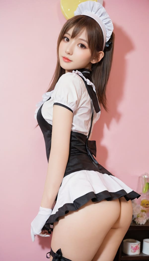 Tags: 21872187, SDXL
{"3": {"inputs": {"seed": 989334250401363, "steps": 32, "cfg": 5.05, "sampler_name": "dpmpp_2m", "scheduler": "karras", "denoise": 1.0, "model": ["27", 0], "positive": ["6", 0], "negative": ["7", 0], "latent_image": ["5", 0]}, "class_type": "KSampler"}, "4": {"inputs": {"ckpt_name": "helloworldxl.safetensors"}, "class_type": "CheckpointLoaderSimple"}, "5": {"inputs": {"width": 768, "height": 1344, "batch_size": 1}, "class_type": "EmptyLatentImage"}, "6": {"inputs": {"text": "25 year old girl, (beautiful eyes:0.99), (temptress:0.97), (cute:0.98), (pale skin:1.14), (slim:1.10), (detailed face:1.10), (blush:0.99), (double eyelids:1.07), (idol:1.03), (seductive pose:1.05), (seductive facial expression:1.14), (eyelashes:0.97), (sexy lips:0.99), (perky ass:1.04), (exposed ass:1.10), (looking back:1.00), (sexy ass:0.99), (thigh gap:1.04), in a (skimpy maid costume:1.13) working at a maid cafe, choker, bowtie, headband, pleated skirt, (RAW:1.01), (skin fuzz:1.03), (natural looking skin:1.09), (film:1.06), (detailed skin:1.00), (portra:1.00), (textured skin:1.04), (soft lighting:1.08), (candid cinema:1.05)", "clip": ["27", 1]}, "class_type": "CLIPTextEncode"}, "7": {"inputs": {"text": "(open mouth:1.13), (watermark:1.05), (distorted:1.12), (worst quality:1.07), (low resolution:1.05), (bad hands:1.11), (twisted:1.09)", "clip": ["27", 1]}, "class_type": "CLIPTextEncode"}, "8": {"inputs": {"samples": ["3", 0], "vae": ["4", 2]}, "class_type": "VAEDecode"}, "25": {"inputs": {"lora_name": "nudify_xl.safetensors", "strength_model": 0.06, "strength_clip": 0.15, "model": ["4", 0], "clip": ["4", 1]}, "class_type": "LoraLoader"}, "26": {"inputs": {"lora_name": "shirtlift_SDXL_v2.safetensors", "strength_model": 0.11, "strength_clip": 0.17, "model": ["25", 0], "clip": ["25", 1]}, "class_type": "LoraLoader"}, "27": {"inputs": {"lora_name": "PerfectEyesXL.safetensors", "strength_model": 0.16, "strength_clip": 0.16, "model": ["26", 0], "clip": ["26", 1]}, "class_type": "LoraLoader"}, "30": {"inputs": {"model_name": "4x_NMKD-Superscale-SP_178000_G.pth"}, "class_type": "UpscaleModelLoader"}, "31": {"inputs": {"upscale_model": ["30", 0], "image": ["8", 0]}, "class_type": "ImageUpscaleWithModel"}, "32": {"inputs": {"upscale_method": "lanczos", "scale_by": 0.5, "image": ["31", 0]}, "class_type": "ImageScaleBy"}, "33": {"inputs": {"pixels": ["32", 0], "vae": ["4", 2]}, "class_type": "VAEEncode"}, "34": {"inputs": {"seed": 989334250401363, "steps": 32, "cfg": 5.05, "sampler_name": "dpmpp_2m", "scheduler": "karras", "denoise": 0.3, "model": ["27", 0], "positive": ["6", 0], "negative": ["7", 0], "latent_image": ["33", 0]}, "class_type": "KSampler"}, "36": {"inputs": {"samples": ["34", 0], "vae": ["4", 2]}, "class_type": "VAEDecode"}, "39": {"inputs": {"filename_prefix": "comfyapi-1713358732157", "images": ["36", 0]}, "class_type": "SaveImage"}}