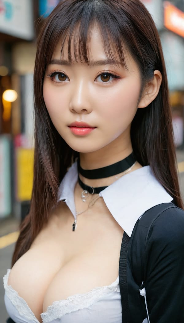 Tags: 21872187, SDXL
{"3": {"inputs": {"seed": 586238564721995, "steps": 32, "cfg": 5.63, "sampler_name": "dpmpp_2m", "scheduler": "karras", "denoise": 1.0, "model": ["27", 0], "positive": ["6", 0], "negative": ["7", 0], "latent_image": ["5", 0]}, "class_type": "KSampler"}, "4": {"inputs": {"ckpt_name": "juggernautxl.safetensors"}, "class_type": "CheckpointLoaderSimple"}, "5": {"inputs": {"width": 768, "height": 1344, "batch_size": 1}, "class_type": "EmptyLatentImage"}, "6": {"inputs": {"text": "28 year old girl, (taiwanese:1.03), (cute:1.03), (double eyelids:1.12), (seductive pose:1.06), (seductive facial expression:0.99), (blush:1.04), (detailed face:1.03), (slim:1.05), (pale skin:1.04), (eyelashes:1.03), (idol:1.09), (temptress:1.14), (beautiful eyes:1.03), (sexy lips:1.10), (in a seductive pose:1.14), (large perky breasts:1.00), (cleavage:0.98), (thigh gap:0.98), (school uniform:0.95), choker, busy street, (soft lighting:1.04), (detailed skin:1.07), (skin fuzz:1.06), (film:1.05), (natural looking skin:1.00), (candid cinema:1.07), (RAW:1.01), (textured skin:1.05), (portra:1.00)", "clip": ["27", 1]}, "class_type": "CLIPTextEncode"}, "7": {"inputs": {"text": "(low resolution:1.05), (watermark:1.07), (distorted:1.07), (worst quality:1.12), (twisted:1.10), (open mouth:1.14), (bad hands:1.10)", "clip": ["27", 1]}, "class_type": "CLIPTextEncode"}, "8": {"inputs": {"samples": ["3", 0], "vae": ["4", 2]}, "class_type": "VAEDecode"}, "25": {"inputs": {"lora_name": "nudify_xl.safetensors", "strength_model": 0.0, "strength_clip": 0.17, "model": ["4", 0], "clip": ["4", 1]}, "class_type": "LoraLoader"}, "26": {"inputs": {"lora_name": "shirtlift_SDXL_v2.safetensors", "strength_model": 0.02, "strength_clip": 0.08, "model": ["25", 0], "clip": ["25", 1]}, "class_type": "LoraLoader"}, "27": {"inputs": {"lora_name": "PerfectEyesXL.safetensors", "strength_model": 0.12, "strength_clip": 0.11, "model": ["26", 0], "clip": ["26", 1]}, "class_type": "LoraLoader"}, "30": {"inputs": {"model_name": "4x_NMKD-Superscale-SP_178000_G.pth"}, "class_type": "UpscaleModelLoader"}, "31": {"inputs": {"upscale_model": ["30", 0], "image": ["8", 0]}, "class_type": "ImageUpscaleWithModel"}, "32": {"inputs": {"upscale_method": "lanczos", "scale_by": 0.5, "image": ["31", 0]}, "class_type": "ImageScaleBy"}, "33": {"inputs": {"pixels": ["32", 0], "vae": ["4", 2]}, "class_type": "VAEEncode"}, "34": {"inputs": {"seed": 586238564721995, "steps": 32, "cfg": 5.63, "sampler_name": "dpmpp_2m", "scheduler": "karras", "denoise": 0.3, "model": ["27", 0], "positive": ["6", 0], "negative": ["7", 0], "latent_image": ["33", 0]}, "class_type": "KSampler"}, "36": {"inputs": {"samples": ["34", 0], "vae": ["4", 2]}, "class_type": "VAEDecode"}, "39": {"inputs": {"filename_prefix": "comfyapi-1716204052040", "images": ["36", 0]}, "class_type": "SaveImage"}}