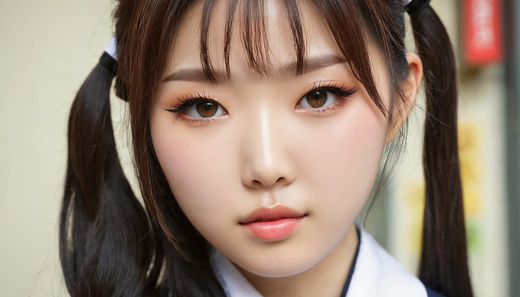 Tags: 21872187, SDXL
{"3": {"inputs": {"seed": 248284557463010, "steps": 64, "cfg": 6.35, "sampler_name": "dpmpp_2m", "scheduler": "karras", "denoise": 1.0, "model": ["27", 0], "positive": ["6", 0], "negative": ["7", 0], "latent_image": ["5", 0]}, "class_type": "KSampler"}, "4": {"inputs": {"ckpt_name": "juggernautxl.safetensors"}, "class_type": "CheckpointLoaderSimple"}, "5": {"inputs": {"width": 1344, "height": 768, "batch_size": 1}, "class_type": "EmptyLatentImage"}, "6": {"inputs": {"text": "24 year old girl, (korean:1.00), (japanese:1.00), (seductive pose:0.99), (sexy lips:0.99), (temptress:1.11), (blush:1.07), (cute:1.07), (double eyelids:1.12), (eyelashes:1.05), (idol:1.00), (beautiful eyes:1.08), (pale skin:1.07), (seductive facial expression:0.99), (detailed face:1.10), (slim:0.95), (in a seductive pose:1.02), (large perky breasts:0.98), (cleavage:1.09), (thigh gap:1.05), (school uniform:1.12), choker, busy street, (portra:1.06), (textured skin:1.04), (skin fuzz:1.07), (candid cinema:1.03), (soft lighting:1.04), (film:1.06), (natural looking skin:1.06), (RAW:1.09), (detailed skin:1.09)", "clip": ["27", 1]}, "class_type": "CLIPTextEncode"}, "7": {"inputs": {"text": "(watermark:1.10), (distorted:1.09), (open mouth:1.06), (worst quality:1.05), (bad hands:1.10), (twisted:1.07), (low resolution:1.08)", "clip": ["27", 1]}, "class_type": "CLIPTextEncode"}, "8": {"inputs": {"samples": ["3", 0], "vae": ["4", 2]}, "class_type": "VAEDecode"}, "25": {"inputs": {"lora_name": "nudify_xl.safetensors", "strength_model": 0.18, "strength_clip": 0.19, "model": ["4", 0], "clip": ["4", 1]}, "class_type": "LoraLoader"}, "26": {"inputs": {"lora_name": "shirtlift_SDXL_v2.safetensors", "strength_model": 0.13, "strength_clip": 0.14, "model": ["25", 0], "clip": ["25", 1]}, "class_type": "LoraLoader"}, "27": {"inputs": {"lora_name": "PerfectEyesXL.safetensors", "strength_model": 0.17, "strength_clip": 0.15, "model": ["26", 0], "clip": ["26", 1]}, "class_type": "LoraLoader"}, "30": {"inputs": {"model_name": "4x_NMKD-Superscale-SP_178000_G.pth"}, "class_type": "UpscaleModelLoader"}, "31": {"inputs": {"upscale_model": ["30", 0], "image": ["8", 0]}, "class_type": "ImageUpscaleWithModel"}, "32": {"inputs": {"upscale_method": "lanczos", "scale_by": 0.5, "image": ["31", 0]}, "class_type": "ImageScaleBy"}, "33": {"inputs": {"pixels": ["32", 0], "vae": ["4", 2]}, "class_type": "VAEEncode"}, "34": {"inputs": {"seed": 248284557463010, "steps": 64, "cfg": 6.35, "sampler_name": "dpmpp_2m", "scheduler": "karras", "denoise": 0.3, "model": ["27", 0], "positive": ["6", 0], "negative": ["7", 0], "latent_image": ["33", 0]}, "class_type": "KSampler"}, "36": {"inputs": {"samples": ["34", 0], "vae": ["4", 2]}, "class_type": "VAEDecode"}, "39": {"inputs": {"filename_prefix": "comfyapi-1714414459648", "images": ["36", 0]}, "class_type": "SaveImage"}}