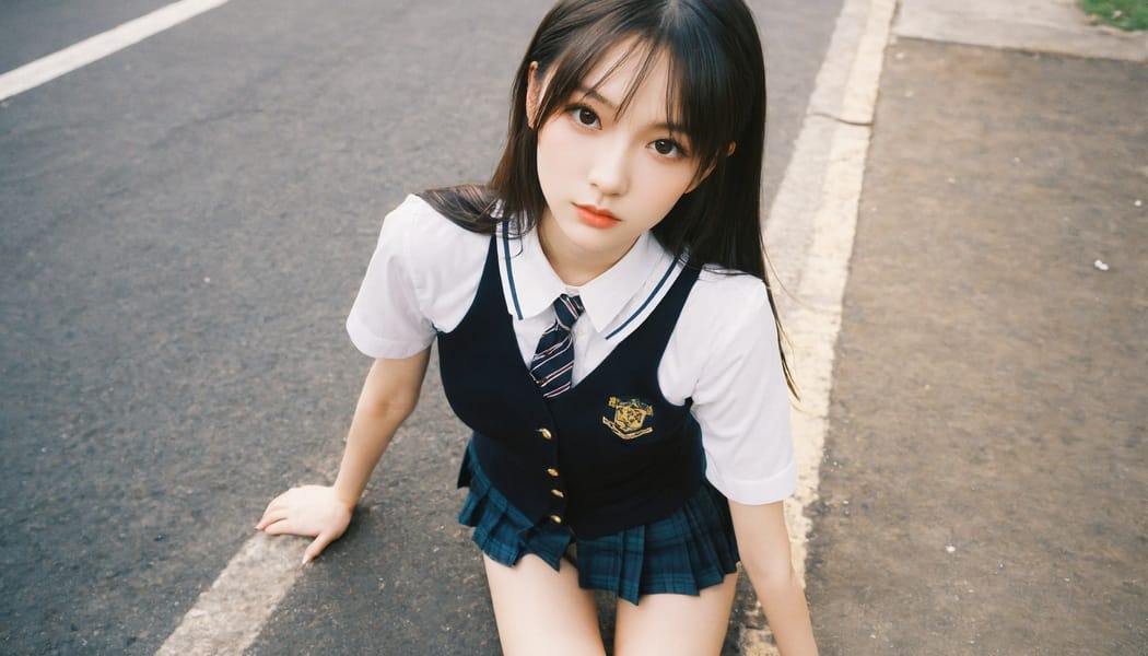 Tags: 21872187, SDXL
{"3": {"inputs": {"seed": 387418164549948, "steps": 32, "cfg": 5.51, "sampler_name": "dpmpp_2m", "scheduler": "karras", "denoise": 1.0, "model": ["27", 0], "positive": ["6", 0], "negative": ["7", 0], "latent_image": ["5", 0]}, "class_type": "KSampler"}, "4": {"inputs": {"ckpt_name": "helloworldxl.safetensors"}, "class_type": "CheckpointLoaderSimple"}, "5": {"inputs": {"width": 1344, "height": 768, "batch_size": 1}, "class_type": "EmptyLatentImage"}, "6": {"inputs": {"text": "20 year old girl, (idol:1.01), (sexy lips:1.07), (double eyelids:1.08), (cute:1.11), (eyelashes:1.03), (seductive facial expression:0.95), (seductive pose:1.05), (temptress:1.05), (beautiful eyes:1.06), (detailed face:0.97), (slim:1.03), (blush:0.95), (pale skin:0.96), (in a seductive pose:0.99), (large perky breasts:1.14), (cleavage:1.09), (thigh gap:1.10), (school uniform:1.07), choker, busy street, (portra:1.08), (soft lighting:1.08), (natural looking skin:1.08), (skin fuzz:1.09), (textured skin:1.03), (detailed skin:1.00), (RAW:1.06), (candid cinema:1.09), (film:1.04)", "clip": ["27", 1]}, "class_type": "CLIPTextEncode"}, "7": {"inputs": {"text": "(twisted:1.05), (bad hands:1.13), (distorted:1.12), (low resolution:1.12), (worst quality:1.11), (open mouth:1.13), (watermark:1.12)", "clip": ["27", 1]}, "class_type": "CLIPTextEncode"}, "8": {"inputs": {"samples": ["3", 0], "vae": ["4", 2]}, "class_type": "VAEDecode"}, "25": {"inputs": {"lora_name": "nudify_xl.safetensors", "strength_model": 0.14, "strength_clip": 0.07, "model": ["4", 0], "clip": ["4", 1]}, "class_type": "LoraLoader"}, "26": {"inputs": {"lora_name": "shirtlift_SDXL_v2.safetensors", "strength_model": 0.09, "strength_clip": 0.06, "model": ["25", 0], "clip": ["25", 1]}, "class_type": "LoraLoader"}, "27": {"inputs": {"lora_name": "PerfectEyesXL.safetensors", "strength_model": 0.03, "strength_clip": 0.11, "model": ["26", 0], "clip": ["26", 1]}, "class_type": "LoraLoader"}, "30": {"inputs": {"model_name": "4x_NMKD-Superscale-SP_178000_G.pth"}, "class_type": "UpscaleModelLoader"}, "31": {"inputs": {"upscale_model": ["30", 0], "image": ["8", 0]}, "class_type": "ImageUpscaleWithModel"}, "32": {"inputs": {"upscale_method": "lanczos", "scale_by": 0.5, "image": ["31", 0]}, "class_type": "ImageScaleBy"}, "33": {"inputs": {"pixels": ["32", 0], "vae": ["4", 2]}, "class_type": "VAEEncode"}, "34": {"inputs": {"seed": 387418164549948, "steps": 32, "cfg": 5.51, "sampler_name": "dpmpp_2m", "scheduler": "karras", "denoise": 0.3, "model": ["27", 0], "positive": ["6", 0], "negative": ["7", 0], "latent_image": ["33", 0]}, "class_type": "KSampler"}, "36": {"inputs": {"samples": ["34", 0], "vae": ["4", 2]}, "class_type": "VAEDecode"}, "39": {"inputs": {"filename_prefix": "comfyapi-1726162846955", "images": ["36", 0]}, "class_type": "SaveImage"}}