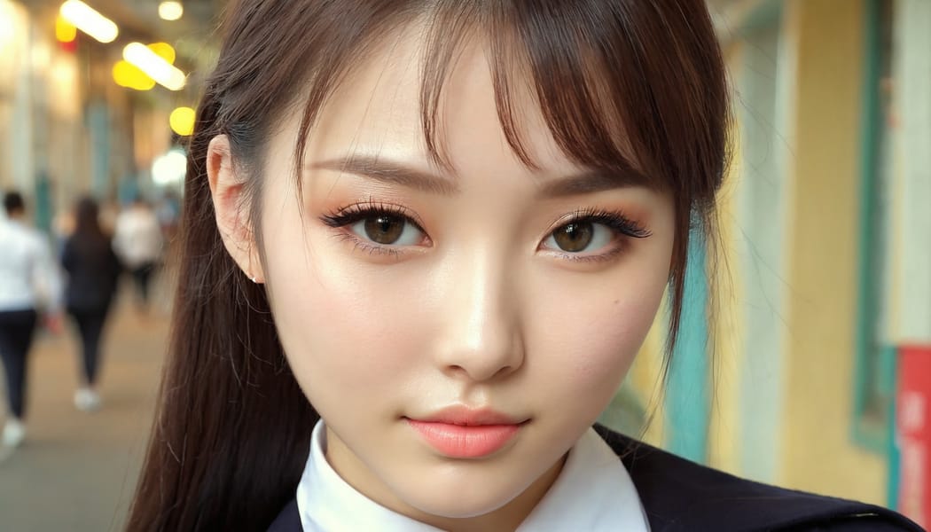 Tags: 21872187, SDXL
{"3": {"inputs": {"seed": 338864052047235, "steps": 64, "cfg": 5.92, "sampler_name": "dpmpp_2m", "scheduler": "karras", "denoise": 1.0, "model": ["27", 0], "positive": ["6", 0], "negative": ["7", 0], "latent_image": ["5", 0]}, "class_type": "KSampler"}, "4": {"inputs": {"ckpt_name": "juggernautxl.safetensors"}, "class_type": "CheckpointLoaderSimple"}, "5": {"inputs": {"width": 1344, "height": 768, "batch_size": 1}, "class_type": "EmptyLatentImage"}, "6": {"inputs": {"text": "22 year old girl, (russian:1.10), (taiwanese:0.98), (eyelashes:1.00), (seductive facial expression:1.09), (blush:0.96), (temptress:0.99), (seductive pose:1.04), (sexy lips:1.14), (detailed face:1.08), (slim:1.09), (cute:1.02), (idol:1.08), (pale skin:1.01), (double eyelids:1.05), (beautiful eyes:0.96), (in a seductive pose:1.07), (large perky breasts:1.10), (cleavage:1.06), (thigh gap:1.08), (school uniform:1.12), choker, busy street, (film:1.05), (soft lighting:1.02), (natural looking skin:1.02), (RAW:1.06), (candid cinema:1.00), (detailed skin:1.08), (skin fuzz:1.04), (textured skin:1.09), (portra:1.09)", "clip": ["27", 1]}, "class_type": "CLIPTextEncode"}, "7": {"inputs": {"text": "(open mouth:1.05), (distorted:1.11), (watermark:1.13), (twisted:1.07), (worst quality:1.11), (bad hands:1.14), (low resolution:1.14)", "clip": ["27", 1]}, "class_type": "CLIPTextEncode"}, "8": {"inputs": {"samples": ["3", 0], "vae": ["4", 2]}, "class_type": "VAEDecode"}, "25": {"inputs": {"lora_name": "nudify_xl.safetensors", "strength_model": 0.35, "strength_clip": 0.27, "model": ["4", 0], "clip": ["4", 1]}, "class_type": "LoraLoader"}, "26": {"inputs": {"lora_name": "shirtlift_SDXL_v2.safetensors", "strength_model": 0.1, "strength_clip": 0.1, "model": ["25", 0], "clip": ["25", 1]}, "class_type": "LoraLoader"}, "27": {"inputs": {"lora_name": "PerfectEyesXL.safetensors", "strength_model": 0.1, "strength_clip": 0.08, "model": ["26", 0], "clip": ["26", 1]}, "class_type": "LoraLoader"}, "30": {"inputs": {"model_name": "4x_NMKD-Superscale-SP_178000_G.pth"}, "class_type": "UpscaleModelLoader"}, "31": {"inputs": {"upscale_model": ["30", 0], "image": ["8", 0]}, "class_type": "ImageUpscaleWithModel"}, "32": {"inputs": {"upscale_method": "lanczos", "scale_by": 0.5, "image": ["31", 0]}, "class_type": "ImageScaleBy"}, "33": {"inputs": {"pixels": ["32", 0], "vae": ["4", 2]}, "class_type": "VAEEncode"}, "34": {"inputs": {"seed": 338864052047235, "steps": 64, "cfg": 5.92, "sampler_name": "dpmpp_2m", "scheduler": "karras", "denoise": 0.3, "model": ["27", 0], "positive": ["6", 0], "negative": ["7", 0], "latent_image": ["33", 0]}, "class_type": "KSampler"}, "36": {"inputs": {"samples": ["34", 0], "vae": ["4", 2]}, "class_type": "VAEDecode"}, "39": {"inputs": {"filename_prefix": "comfyapi-1724457853563", "images": ["36", 0]}, "class_type": "SaveImage"}}