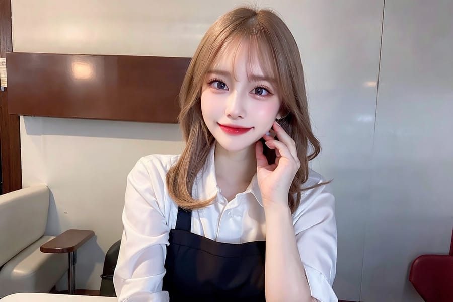 Tags: 21872187
<lora:JapaneseDollLikeness_v15:0.69>, <lora:koreanDollLikeness:0.39>, <lora:taiwanDollLikeness_v20:0.59>, <lora:YaeMiko_Test:0.71>, (waitress wearing uniform:0.97), restaurant, <lora:skirtlift-v4:0.99 <lora:Addams:0.24>, extremely detailed eyes, cute, (photorealistic:1.10), seductive smile, double eyelids, eyelashes, pale skin, perky breasts, full body portrait, textured skin, 4K, delicate and beautiful girl, (dramatic:1.03)
Negative prompt: paintings, anime, black and white, disfigured, (worst quality:1.90)
Steps: 32, Sampler: DPM++ 2M Karras, CFG scale: 5.47, Seed: 1130507852, Size: 768x512, Model hash: fc2511737a, Model: chilloutmix_NiPrunedFp32Fix, Seed resize from: -1x-1, Denoising strength: 0.45, Version: v1.2.1, Hires upscale: 2.0, Hires steps: 16, Hires upscaler: ESRGAN_4x