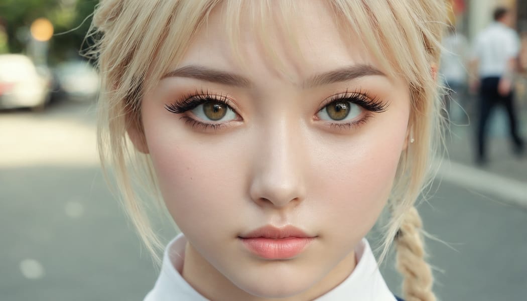 Tags: 21872187, SDXL
{"3": {"inputs": {"seed": 390441699785222, "steps": 32, "cfg": 5.45, "sampler_name": "dpmpp_2m", "scheduler": "karras", "denoise": 1.0, "model": ["27", 0], "positive": ["6", 0], "negative": ["7", 0], "latent_image": ["5", 0]}, "class_type": "KSampler"}, "4": {"inputs": {"ckpt_name": "juggernautxl.safetensors"}, "class_type": "CheckpointLoaderSimple"}, "5": {"inputs": {"width": 1344, "height": 768, "batch_size": 1}, "class_type": "EmptyLatentImage"}, "6": {"inputs": {"text": "26 year old girl, (blush:0.99), (eyelashes:1.04), (slim:0.96), (beautiful eyes:1.14), (temptress:1.01), (detailed face:1.11), (seductive pose:1.07), (seductive facial expression:0.95), (double eyelids:1.04), (pale skin:1.01), (idol:1.10), (cute:0.99), (sexy lips:1.06), (perky ass:0.97), (exposed ass:1.07), (looking back:0.99), (sexy ass:1.03), (thigh gap:0.99), (school uniform:1.02), choker, busy street, (skin fuzz:1.09), (textured skin:1.01), (film:1.03), (RAW:1.00), (detailed skin:1.05), (soft lighting:1.07), (portra:1.00), (candid cinema:1.00), (natural looking skin:1.04)", "clip": ["27", 1]}, "class_type": "CLIPTextEncode"}, "7": {"inputs": {"text": "(worst quality:1.11), (twisted:1.08), (watermark:1.07), (distorted:1.12), (low resolution:1.12), (open mouth:1.14), (bad hands:1.12)", "clip": ["27", 1]}, "class_type": "CLIPTextEncode"}, "8": {"inputs": {"samples": ["3", 0], "vae": ["4", 2]}, "class_type": "VAEDecode"}, "25": {"inputs": {"lora_name": "nudify_xl.safetensors", "strength_model": 0.07, "strength_clip": 0.17, "model": ["4", 0], "clip": ["4", 1]}, "class_type": "LoraLoader"}, "26": {"inputs": {"lora_name": "shirtlift_SDXL_v2.safetensors", "strength_model": 0.15, "strength_clip": 0.07, "model": ["25", 0], "clip": ["25", 1]}, "class_type": "LoraLoader"}, "27": {"inputs": {"lora_name": "PerfectEyesXL.safetensors", "strength_model": 0.14, "strength_clip": 0.15, "model": ["26", 0], "clip": ["26", 1]}, "class_type": "LoraLoader"}, "30": {"inputs": {"model_name": "4x_NMKD-Superscale-SP_178000_G.pth"}, "class_type": "UpscaleModelLoader"}, "31": {"inputs": {"upscale_model": ["30", 0], "image": ["8", 0]}, "class_type": "ImageUpscaleWithModel"}, "32": {"inputs": {"upscale_method": "lanczos", "scale_by": 0.5, "image": ["31", 0]}, "class_type": "ImageScaleBy"}, "33": {"inputs": {"pixels": ["32", 0], "vae": ["4", 2]}, "class_type": "VAEEncode"}, "34": {"inputs": {"seed": 390441699785222, "steps": 32, "cfg": 5.45, "sampler_name": "dpmpp_2m", "scheduler": "karras", "denoise": 0.3, "model": ["27", 0], "positive": ["6", 0], "negative": ["7", 0], "latent_image": ["33", 0]}, "class_type": "KSampler"}, "36": {"inputs": {"samples": ["34", 0], "vae": ["4", 2]}, "class_type": "VAEDecode"}, "39": {"inputs": {"filename_prefix": "comfyapi-1716984676185", "images": ["36", 0]}, "class_type": "SaveImage"}}