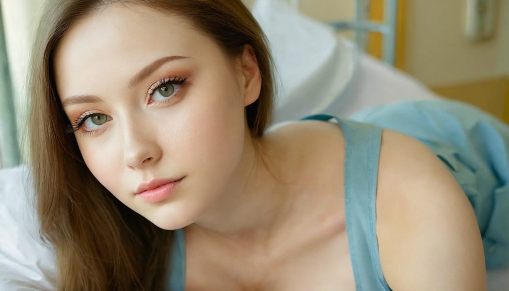 Tags: 21872187, SDXL
{"3": {"inputs": {"seed": 806035067434832, "steps": 32, "cfg": 5.54, "sampler_name": "dpmpp_2m", "scheduler": "karras", "denoise": 1.0, "model": ["27", 0], "positive": ["6", 0], "negative": ["7", 0], "latent_image": ["5", 0]}, "class_type": "KSampler"}, "4": {"inputs": {"ckpt_name": "juggernautxl.safetensors"}, "class_type": "CheckpointLoaderSimple"}, "5": {"inputs": {"width": 1344, "height": 768, "batch_size": 1}, "class_type": "EmptyLatentImage"}, "6": {"inputs": {"text": "26 year old girl, (ukrainian:1.08), (double eyelids:1.07), (idol:1.06), (detailed face:0.97), (beautiful eyes:0.96), (pale skin:1.03), (sexy lips:1.01), (cute:1.01), (temptress:1.07), (slim:1.14), (seductive pose:1.03), (seductive facial expression:1.10), (eyelashes:1.05), (in a seductive pose:1.00), (large perky breasts:1.05), (cleavage:1.06), (thigh gap:1.00), (nurse in uniform:1.13) working in a hospital ward, (natural looking skin:1.00), (textured skin:1.08), (candid cinema:1.05), (skin fuzz:1.05), (RAW:1.03), (detailed skin:1.08), (film:1.03), (soft lighting:1.04), (portra:1.01)", "clip": ["27", 1]}, "class_type": "CLIPTextEncode"}, "7": {"inputs": {"text": "(low resolution:1.14), (open mouth:1.11), (twisted:1.14), (worst quality:1.14), (distorted:1.14), (watermark:1.14), (bad hands:1.06)", "clip": ["27", 1]}, "class_type": "CLIPTextEncode"}, "8": {"inputs": {"samples": ["3", 0], "vae": ["4", 2]}, "class_type": "VAEDecode"}, "25": {"inputs": {"lora_name": "nudify_xl.safetensors", "strength_model": 0.32, "strength_clip": 0.18, "model": ["4", 0], "clip": ["4", 1]}, "class_type": "LoraLoader"}, "26": {"inputs": {"lora_name": "shirtlift_SDXL_v2.safetensors", "strength_model": 0.12, "strength_clip": 0.14, "model": ["25", 0], "clip": ["25", 1]}, "class_type": "LoraLoader"}, "27": {"inputs": {"lora_name": "PerfectEyesXL.safetensors", "strength_model": 0.06, "strength_clip": 0.07, "model": ["26", 0], "clip": ["26", 1]}, "class_type": "LoraLoader"}, "30": {"inputs": {"model_name": "4x_NMKD-Superscale-SP_178000_G.pth"}, "class_type": "UpscaleModelLoader"}, "31": {"inputs": {"upscale_model": ["30", 0], "image": ["8", 0]}, "class_type": "ImageUpscaleWithModel"}, "32": {"inputs": {"upscale_method": "lanczos", "scale_by": 0.5, "image": ["31", 0]}, "class_type": "ImageScaleBy"}, "33": {"inputs": {"pixels": ["32", 0], "vae": ["4", 2]}, "class_type": "VAEEncode"}, "34": {"inputs": {"seed": 806035067434832, "steps": 32, "cfg": 5.54, "sampler_name": "dpmpp_2m", "scheduler": "karras", "denoise": 0.3, "model": ["27", 0], "positive": ["6", 0], "negative": ["7", 0], "latent_image": ["33", 0]}, "class_type": "KSampler"}, "36": {"inputs": {"samples": ["34", 0], "vae": ["4", 2]}, "class_type": "VAEDecode"}, "39": {"inputs": {"filename_prefix": "comfyapi-1718712199164", "images": ["36", 0]}, "class_type": "SaveImage"}}