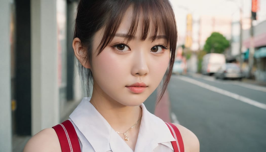 Tags: 21872187, SDXL
{"3": {"inputs": {"seed": 463032639882668, "steps": 64, "cfg": 5.67, "sampler_name": "dpmpp_2m", "scheduler": "karras", "denoise": 1.0, "model": ["27", 0], "positive": ["6", 0], "negative": ["7", 0], "latent_image": ["5", 0]}, "class_type": "KSampler"}, "4": {"inputs": {"ckpt_name": "juggernautxl.safetensors"}, "class_type": "CheckpointLoaderSimple"}, "5": {"inputs": {"width": 1344, "height": 768, "batch_size": 1}, "class_type": "EmptyLatentImage"}, "6": {"inputs": {"text": "25 year old girl, (japanese:1.01), (temptress:1.05), (seductive pose:0.96), (idol:1.08), (eyelashes:1.01), (sexy lips:1.01), (double eyelids:1.02), (beautiful eyes:1.06), (detailed face:0.95), (cute:1.07), (blush:1.12), (slim:0.97), (pale skin:1.06), (seductive facial expression:0.97), (perky ass:1.09), (exposed ass:1.05), (looking back:1.02), (sexy ass:1.00), (thigh gap:0.96), (school uniform:0.97), choker, busy street, (film:1.01), (skin fuzz:1.04), (candid cinema:1.08), (portra:1.01), (soft lighting:1.08), (RAW:1.03), (detailed skin:1.07), (textured skin:1.04), (natural looking skin:1.04)", "clip": ["27", 1]}, "class_type": "CLIPTextEncode"}, "7": {"inputs": {"text": "(twisted:1.05), (low resolution:1.10), (bad hands:1.08), (open mouth:1.06), (worst quality:1.08), (distorted:1.06), (watermark:1.05)", "clip": ["27", 1]}, "class_type": "CLIPTextEncode"}, "8": {"inputs": {"samples": ["3", 0], "vae": ["4", 2]}, "class_type": "VAEDecode"}, "25": {"inputs": {"lora_name": "nudify_xl.safetensors", "strength_model": 0.16, "strength_clip": 0.28, "model": ["4", 0], "clip": ["4", 1]}, "class_type": "LoraLoader"}, "26": {"inputs": {"lora_name": "shirtlift_SDXL_v2.safetensors", "strength_model": 0.09, "strength_clip": 0.08, "model": ["25", 0], "clip": ["25", 1]}, "class_type": "LoraLoader"}, "27": {"inputs": {"lora_name": "PerfectEyesXL.safetensors", "strength_model": 0.06, "strength_clip": 0.1, "model": ["26", 0], "clip": ["26", 1]}, "class_type": "LoraLoader"}, "30": {"inputs": {"model_name": "4x_NMKD-Superscale-SP_178000_G.pth"}, "class_type": "UpscaleModelLoader"}, "31": {"inputs": {"upscale_model": ["30", 0], "image": ["8", 0]}, "class_type": "ImageUpscaleWithModel"}, "32": {"inputs": {"upscale_method": "lanczos", "scale_by": 0.5, "image": ["31", 0]}, "class_type": "ImageScaleBy"}, "33": {"inputs": {"pixels": ["32", 0], "vae": ["4", 2]}, "class_type": "VAEEncode"}, "34": {"inputs": {"seed": 463032639882668, "steps": 64, "cfg": 5.67, "sampler_name": "dpmpp_2m", "scheduler": "karras", "denoise": 0.3, "model": ["27", 0], "positive": ["6", 0], "negative": ["7", 0], "latent_image": ["33", 0]}, "class_type": "KSampler"}, "36": {"inputs": {"samples": ["34", 0], "vae": ["4", 2]}, "class_type": "VAEDecode"}, "39": {"inputs": {"filename_prefix": "comfyapi-1713787689867", "images": ["36", 0]}, "class_type": "SaveImage"}}