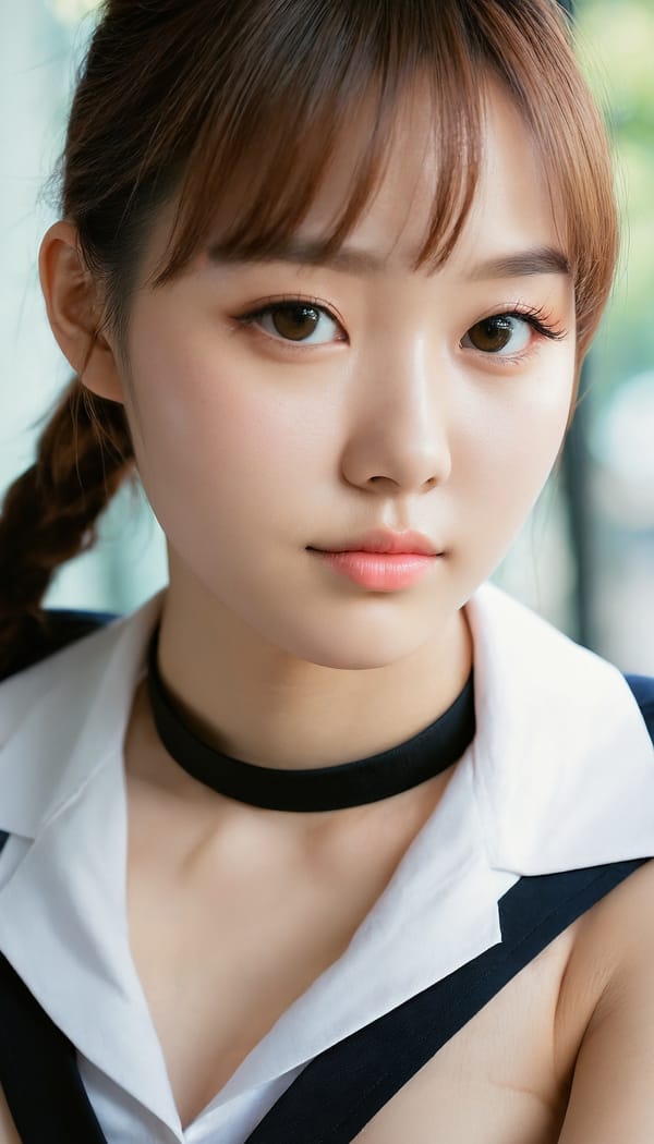 Tags: 21872187, SDXL
{"3": {"inputs": {"seed": 868308659386883, "steps": 32, "cfg": 6.92, "sampler_name": "dpmpp_2m", "scheduler": "karras", "denoise": 1.0, "model": ["27", 0], "positive": ["6", 0], "negative": ["7", 0], "latent_image": ["5", 0]}, "class_type": "KSampler"}, "4": {"inputs": {"ckpt_name": "juggernautxl.safetensors"}, "class_type": "CheckpointLoaderSimple"}, "5": {"inputs": {"width": 768, "height": 1344, "batch_size": 1}, "class_type": "EmptyLatentImage"}, "6": {"inputs": {"text": "25 year old girl, (double eyelids:0.96), (seductive pose:1.07), (sexy lips:1.03), (detailed face:0.96), (blush:1.05), (idol:0.96), (beautiful eyes:1.02), (slim:1.13), (temptress:1.13), (seductive facial expression:0.95), (cute:1.13), (pale skin:1.11), (eyelashes:0.96), (on all fours:0.97), (spreading ass cheeks:0.99), (from behind:1.05), (backboob:1.09), (school uniform:1.14), choker, busy street, (RAW:1.03), (soft lighting:1.01), (portra:1.04), (skin fuzz:1.00), (textured skin:1.09), (detailed skin:1.04), (candid cinema:1.03), (natural looking skin:1.07), (film:1.06)", "clip": ["27", 1]}, "class_type": "CLIPTextEncode"}, "7": {"inputs": {"text": "(open mouth:1.12), (worst quality:1.12), (distorted:1.12), (low resolution:1.13), (watermark:1.11), (twisted:1.13), (bad hands:1.10)", "clip": ["27", 1]}, "class_type": "CLIPTextEncode"}, "8": {"inputs": {"samples": ["3", 0], "vae": ["4", 2]}, "class_type": "VAEDecode"}, "25": {"inputs": {"lora_name": "nudify_xl.safetensors", "strength_model": 0.24, "strength_clip": 0.24, "model": ["4", 0], "clip": ["4", 1]}, "class_type": "LoraLoader"}, "26": {"inputs": {"lora_name": "shirtlift_SDXL_v2.safetensors", "strength_model": 0.19, "strength_clip": 0.04, "model": ["25", 0], "clip": ["25", 1]}, "class_type": "LoraLoader"}, "27": {"inputs": {"lora_name": "PerfectEyesXL.safetensors", "strength_model": 0.01, "strength_clip": 0.05, "model": ["26", 0], "clip": ["26", 1]}, "class_type": "LoraLoader"}, "30": {"inputs": {"model_name": "4x_NMKD-Superscale-SP_178000_G.pth"}, "class_type": "UpscaleModelLoader"}, "31": {"inputs": {"upscale_model": ["30", 0], "image": ["8", 0]}, "class_type": "ImageUpscaleWithModel"}, "32": {"inputs": {"upscale_method": "lanczos", "scale_by": 0.5, "image": ["31", 0]}, "class_type": "ImageScaleBy"}, "33": {"inputs": {"pixels": ["32", 0], "vae": ["4", 2]}, "class_type": "VAEEncode"}, "34": {"inputs": {"seed": 868308659386883, "steps": 32, "cfg": 6.92, "sampler_name": "dpmpp_2m", "scheduler": "karras", "denoise": 0.3, "model": ["27", 0], "positive": ["6", 0], "negative": ["7", 0], "latent_image": ["33", 0]}, "class_type": "KSampler"}, "36": {"inputs": {"samples": ["34", 0], "vae": ["4", 2]}, "class_type": "VAEDecode"}, "39": {"inputs": {"filename_prefix": "comfyapi-1717323424530", "images": ["36", 0]}, "class_type": "SaveImage"}}