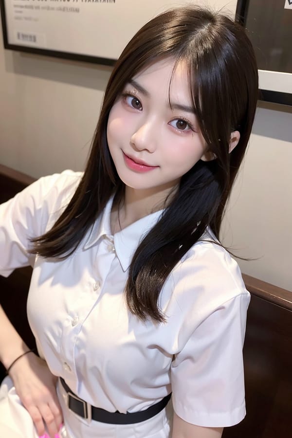 Tags: 21872187
asian, (waitress wearing uniform:1.18), restaurant, <lora:skirtlift-v4:0.91 <lora:Addams:0.20>, extremely detailed eyes, extremely detailed face, (photorealistic:0.99), sexy lips, seductive smile, double eyelids, eyelashes, perky breasts, RAW, best quality, sharp, hyper realistic, (long slim legs:0.92), blush, delicate and beautiful girl, (stunningly attractive:1.13)
Negative prompt: drawings, sketches, anime, (worst quality:1.96)
Steps: 48, Sampler: DPM++ 2M Karras, CFG scale: 7.02, Seed: 1673764379, Size: 512x768, Model hash: fc2511737a, Model: chilloutmix_NiPrunedFp32Fix, Seed resize from: -1x-1, Denoising strength: 0.4, Version: v1.2.1, Hires upscale: 2.0, Hires steps: 16, Hires upscaler: ESRGAN_4x