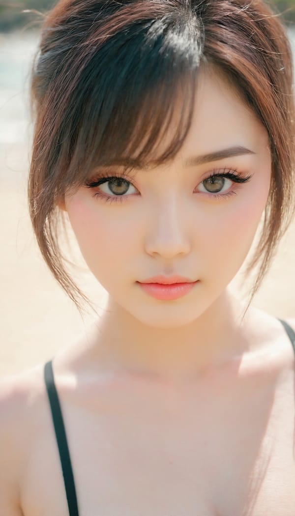 Tags: 21872187, SDXL
{"3": {"inputs": {"seed": 802583084117560, "steps": 32, "cfg": 5.01, "sampler_name": "dpmpp_2m", "scheduler": "karras", "denoise": 1.0, "model": ["27", 0], "positive": ["6", 0], "negative": ["7", 0], "latent_image": ["5", 0]}, "class_type": "KSampler"}, "4": {"inputs": {"ckpt_name": "juggernautxl.safetensors"}, "class_type": "CheckpointLoaderSimple"}, "5": {"inputs": {"width": 768, "height": 1344, "batch_size": 1}, "class_type": "EmptyLatentImage"}, "6": {"inputs": {"text": "21 year old girl, (russian:0.97), (ukrainian:1.03), (japanese:1.06), (korean:1.08), (eyelashes:1.13), (beautiful eyes:0.98), (cute:1.06), (temptress:1.07), (double eyelids:1.02), (idol:0.97), (blush:1.13), (pale skin:1.12), (seductive facial expression:0.99), (slim:1.03), (sexy lips:1.14), (in a seductive pose:1.12), (large perky breasts:1.00), (cleavage:1.05), (thigh gap:0.98), wearing (bikini:0.99) at a beach, (soft lighting:1.00), (natural looking skin:1.03), (portra:1.06), (textured skin:1.07), (detailed skin:1.04), (film:1.08), (skin fuzz:1.05), (candid cinema:1.00), (RAW:1.08)", "clip": ["27", 1]}, "class_type": "CLIPTextEncode"}, "7": {"inputs": {"text": "(open mouth:1.10), (low resolution:1.13), (bad hands:1.07), (distorted:1.14), (watermark:1.13), (twisted:1.06), (worst quality:1.12)", "clip": ["27", 1]}, "class_type": "CLIPTextEncode"}, "8": {"inputs": {"samples": ["3", 0], "vae": ["4", 2]}, "class_type": "VAEDecode"}, "25": {"inputs": {"lora_name": "nudify_xl.safetensors", "strength_model": 0.24, "strength_clip": 0.08, "model": ["4", 0], "clip": ["4", 1]}, "class_type": "LoraLoader"}, "26": {"inputs": {"lora_name": "shirtlift_SDXL_v2.safetensors", "strength_model": 0.0, "strength_clip": 0.13, "model": ["25", 0], "clip": ["25", 1]}, "class_type": "LoraLoader"}, "27": {"inputs": {"lora_name": "PerfectEyesXL.safetensors", "strength_model": 0.17, "strength_clip": 0.03, "model": ["26", 0], "clip": ["26", 1]}, "class_type": "LoraLoader"}, "30": {"inputs": {"model_name": "4x_NMKD-Superscale-SP_178000_G.pth"}, "class_type": "UpscaleModelLoader"}, "31": {"inputs": {"upscale_model": ["30", 0], "image": ["8", 0]}, "class_type": "ImageUpscaleWithModel"}, "32": {"inputs": {"upscale_method": "lanczos", "scale_by": 0.5, "image": ["31", 0]}, "class_type": "ImageScaleBy"}, "33": {"inputs": {"pixels": ["32", 0], "vae": ["4", 2]}, "class_type": "VAEEncode"}, "34": {"inputs": {"seed": 802583084117560, "steps": 32, "cfg": 5.01, "sampler_name": "dpmpp_2m", "scheduler": "karras", "denoise": 0.3, "model": ["27", 0], "positive": ["6", 0], "negative": ["7", 0], "latent_image": ["33", 0]}, "class_type": "KSampler"}, "36": {"inputs": {"samples": ["34", 0], "vae": ["4", 2]}, "class_type": "VAEDecode"}, "39": {"inputs": {"filename_prefix": "comfyapi-1714468079653", "images": ["36", 0]}, "class_type": "SaveImage"}}