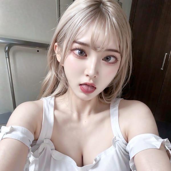 Tags: 21872187
<lora:JapaneseDollLikeness_v15:0.78>, <lora:taiwanDollLikeness_v20:0.49>, (ukrainian:0.95), (nurse outfit:1.00), hospital ward, <lora:ahegao-x-v4:0.67>, ahegao face, pleasure, extremely detailed eyes, extremely detailed face, cute, (photorealistic:0.94), sexy lips, seductive smile, double eyelids, eyelashes, pale skin, perky breasts, textured skin, 4K, best quality, (thigh gap:1.08), blush, solo, (stunningly attractive:1.17), (dramatic:1.11)
Negative prompt: sketches, paintings, anime, ugly, (worst quality:1.99)
Steps: 32, Sampler: DPM++ 2M Karras, CFG scale: 6.69, Seed: 3813030145, Size: 512x512, Model hash: fc2511737a, Model: chilloutmix_NiPrunedFp32Fix, Seed resize from: -1x-1, Denoising strength: 0.4, Version: v1.2.1, Hires upscale: 4.0, Hires steps: 32, Hires upscaler: ESRGAN_4x