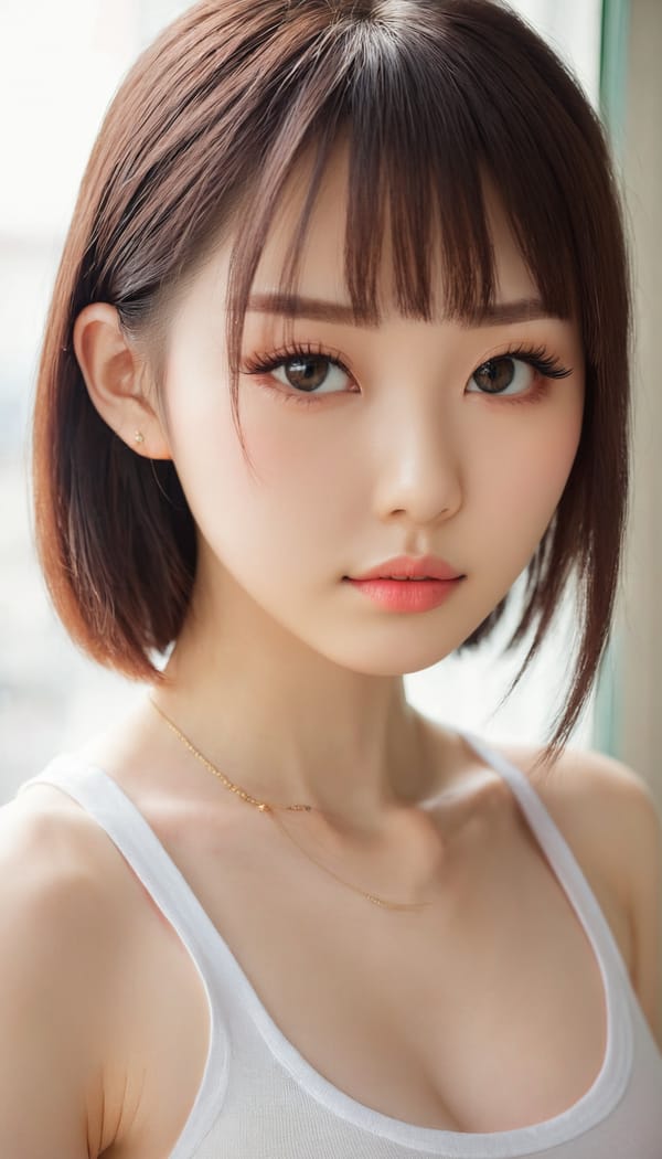 Tags: 21872187, SDXL
{"3": {"inputs": {"seed": 761061881690245, "steps": 32, "cfg": 6.62, "sampler_name": "dpmpp_2m", "scheduler": "karras", "denoise": 1.0, "model": ["27", 0], "positive": ["6", 0], "negative": ["7", 0], "latent_image": ["5", 0]}, "class_type": "KSampler"}, "4": {"inputs": {"ckpt_name": "juggernautxl.safetensors"}, "class_type": "CheckpointLoaderSimple"}, "5": {"inputs": {"width": 768, "height": 1344, "batch_size": 1}, "class_type": "EmptyLatentImage"}, "6": {"inputs": {"text": "22 year old girl, (japanese:0.96), (russian:0.98), (blush:1.14), (slim:1.10), (eyelashes:1.03), (idol:1.08), (sexy lips:0.97), (cute:1.14), (detailed face:1.01), (seductive pose:0.98), (double eyelids:0.96), (pale skin:1.12), (temptress:1.07), (seductive facial expression:1.02), (beautiful eyes:0.96), (in a seductive pose:1.05), (large perky breasts:0.96), (cleavage:1.03), (thigh gap:1.05), (white tanktop:1.08), busy street, (candid cinema:1.01), (skin fuzz:1.05), (soft lighting:1.04), (portra:1.07), (detailed skin:1.07), (natural looking skin:1.02), (RAW:1.09), (textured skin:1.01), (film:1.04)", "clip": ["27", 1]}, "class_type": "CLIPTextEncode"}, "7": {"inputs": {"text": "(watermark:1.05), (bad hands:1.06), (twisted:1.11), (worst quality:1.09), (low resolution:1.10), (open mouth:1.14), (distorted:1.11)", "clip": ["27", 1]}, "class_type": "CLIPTextEncode"}, "8": {"inputs": {"samples": ["3", 0], "vae": ["4", 2]}, "class_type": "VAEDecode"}, "25": {"inputs": {"lora_name": "nudify_xl.safetensors", "strength_model": 0.28, "strength_clip": 0.29, "model": ["4", 0], "clip": ["4", 1]}, "class_type": "LoraLoader"}, "26": {"inputs": {"lora_name": "shirtlift_SDXL_v2.safetensors", "strength_model": 0.04, "strength_clip": 0.19, "model": ["25", 0], "clip": ["25", 1]}, "class_type": "LoraLoader"}, "27": {"inputs": {"lora_name": "PerfectEyesXL.safetensors", "strength_model": 0.06, "strength_clip": 0.11, "model": ["26", 0], "clip": ["26", 1]}, "class_type": "LoraLoader"}, "30": {"inputs": {"model_name": "4x_NMKD-Superscale-SP_178000_G.pth"}, "class_type": "UpscaleModelLoader"}, "31": {"inputs": {"upscale_model": ["30", 0], "image": ["8", 0]}, "class_type": "ImageUpscaleWithModel"}, "32": {"inputs": {"upscale_method": "lanczos", "scale_by": 0.5, "image": ["31", 0]}, "class_type": "ImageScaleBy"}, "33": {"inputs": {"pixels": ["32", 0], "vae": ["4", 2]}, "class_type": "VAEEncode"}, "34": {"inputs": {"seed": 761061881690245, "steps": 32, "cfg": 6.62, "sampler_name": "dpmpp_2m", "scheduler": "karras", "denoise": 0.3, "model": ["27", 0], "positive": ["6", 0], "negative": ["7", 0], "latent_image": ["33", 0]}, "class_type": "KSampler"}, "36": {"inputs": {"samples": ["34", 0], "vae": ["4", 2]}, "class_type": "VAEDecode"}, "39": {"inputs": {"filename_prefix": "comfyapi-1735452636233", "images": ["36", 0]}, "class_type": "SaveImage"}}