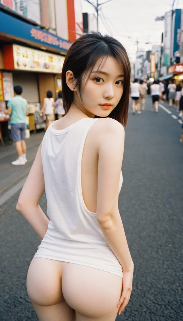 Tags: 21872187, SDXL
{"3": {"inputs": {"seed": 661046340454682, "steps": 64, "cfg": 6.98, "sampler_name": "dpmpp_2m", "scheduler": "karras", "denoise": 1.0, "model": ["27", 0], "positive": ["6", 0], "negative": ["7", 0], "latent_image": ["5", 0]}, "class_type": "KSampler"}, "4": {"inputs": {"ckpt_name": "helloworldxl.safetensors"}, "class_type": "CheckpointLoaderSimple"}, "5": {"inputs": {"width": 768, "height": 1344, "batch_size": 1}, "class_type": "EmptyLatentImage"}, "6": {"inputs": {"text": "21 year old girl, (irish:0.95), (japanese:1.13), (blush:1.13), (beautiful eyes:1.01), (cute:1.03), (slim:1.10), (eyelashes:0.98), (pale skin:1.11), (double eyelids:0.97), (idol:0.99), (temptress:1.02), (seductive pose:1.09), (seductive facial expression:1.06), (perky ass:1.00), (exposed ass:0.97), (looking back:1.12), (sexy ass:1.00), (thigh gap:1.14), (white tanktop:1.11), busy street, (candid cinema:1.06), (natural looking skin:1.07), (skin fuzz:1.06), (textured skin:1.02), (RAW:1.04), (film:1.03), (detailed skin:1.03), (soft lighting:1.01), (portra:1.01)", "clip": ["27", 1]}, "class_type": "CLIPTextEncode"}, "7": {"inputs": {"text": "(distorted:1.05), (worst quality:1.08), (watermark:1.12), (open mouth:1.11), (low resolution:1.11), (twisted:1.14), (bad hands:1.07)", "clip": ["27", 1]}, "class_type": "CLIPTextEncode"}, "8": {"inputs": {"samples": ["3", 0], "vae": ["4", 2]}, "class_type": "VAEDecode"}, "25": {"inputs": {"lora_name": "nudify_xl.safetensors", "strength_model": 0.09, "strength_clip": 0.22, "model": ["4", 0], "clip": ["4", 1]}, "class_type": "LoraLoader"}, "26": {"inputs": {"lora_name": "shirtlift_SDXL_v2.safetensors", "strength_model": 0.19, "strength_clip": 0.14, "model": ["25", 0], "clip": ["25", 1]}, "class_type": "LoraLoader"}, "27": {"inputs": {"lora_name": "PerfectEyesXL.safetensors", "strength_model": 0.05, "strength_clip": 0.08, "model": ["26", 0], "clip": ["26", 1]}, "class_type": "LoraLoader"}, "30": {"inputs": {"model_name": "4x_NMKD-Superscale-SP_178000_G.pth"}, "class_type": "UpscaleModelLoader"}, "31": {"inputs": {"upscale_model": ["30", 0], "image": ["8", 0]}, "class_type": "ImageUpscaleWithModel"}, "32": {"inputs": {"upscale_method": "lanczos", "scale_by": 0.5, "image": ["31", 0]}, "class_type": "ImageScaleBy"}, "33": {"inputs": {"pixels": ["32", 0], "vae": ["4", 2]}, "class_type": "VAEEncode"}, "34": {"inputs": {"seed": 661046340454682, "steps": 64, "cfg": 6.98, "sampler_name": "dpmpp_2m", "scheduler": "karras", "denoise": 0.3, "model": ["27", 0], "positive": ["6", 0], "negative": ["7", 0], "latent_image": ["33", 0]}, "class_type": "KSampler"}, "36": {"inputs": {"samples": ["34", 0], "vae": ["4", 2]}, "class_type": "VAEDecode"}, "39": {"inputs": {"filename_prefix": "comfyapi-1732269323196", "images": ["36", 0]}, "class_type": "SaveImage"}}