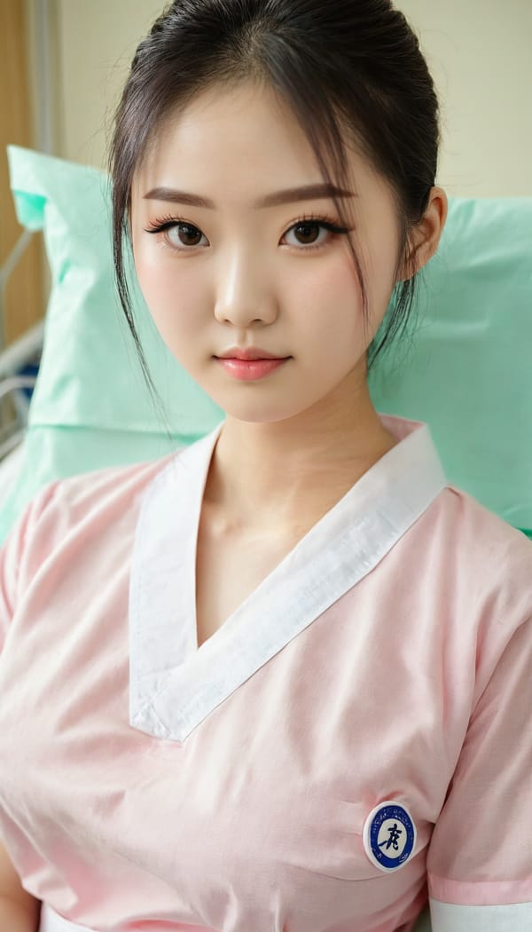 Tags: 21872187, SDXL
{"3": {"inputs": {"seed": 182829612531611, "steps": 32, "cfg": 7.03, "sampler_name": "dpmpp_2m", "scheduler": "karras", "denoise": 1.0, "model": ["27", 0], "positive": ["6", 0], "negative": ["7", 0], "latent_image": ["5", 0]}, "class_type": "KSampler"}, "4": {"inputs": {"ckpt_name": "juggernautxl.safetensors"}, "class_type": "CheckpointLoaderSimple"}, "5": {"inputs": {"width": 768, "height": 1344, "batch_size": 1}, "class_type": "EmptyLatentImage"}, "6": {"inputs": {"text": "20 year old girl, (chinese:1.12), (japanese:1.04), (irish:1.10), (blush:1.08), (detailed face:1.08), (double eyelids:0.99), (temptress:1.01), (cute:1.07), (seductive facial expression:1.06), (sexy lips:1.00), (slim:1.11), (pale skin:1.12), (idol:0.96), (beautiful eyes:0.99), (eyelashes:1.07), (in a seductive pose:1.05), (large perky breasts:1.01), (cleavage:1.08), (thigh gap:1.03), (nurse in uniform:1.11) working in a hospital ward, (portra:1.08), (textured skin:1.08), (detailed skin:1.05), (RAW:1.05), (natural looking skin:1.09), (soft lighting:1.01), (candid cinema:1.09), (skin fuzz:1.04), (film:1.02)", "clip": ["27", 1]}, "class_type": "CLIPTextEncode"}, "7": {"inputs": {"text": "(distorted:1.09), (twisted:1.05), (bad hands:1.10), (low resolution:1.11), (watermark:1.10), (open mouth:1.12)", "clip": ["27", 1]}, "class_type": "CLIPTextEncode"}, "8": {"inputs": {"samples": ["3", 0], "vae": ["4", 2]}, "class_type": "VAEDecode"}, "25": {"inputs": {"lora_name": "nudify_xl.safetensors", "strength_model": 0.36, "strength_clip": 0.12, "model": ["4", 0], "clip": ["4", 1]}, "class_type": "LoraLoader"}, "26": {"inputs": {"lora_name": "shirtlift_SDXL_v2.safetensors", "strength_model": 0.09, "strength_clip": 0.17, "model": ["25", 0], "clip": ["25", 1]}, "class_type": "LoraLoader"}, "27": {"inputs": {"lora_name": "PerfectEyesXL.safetensors", "strength_model": 0.04, "strength_clip": 0.06, "model": ["26", 0], "clip": ["26", 1]}, "class_type": "LoraLoader"}, "30": {"inputs": {"model_name": "4x_NMKD-Superscale-SP_178000_G.pth"}, "class_type": "UpscaleModelLoader"}, "31": {"inputs": {"upscale_model": ["30", 0], "image": ["8", 0]}, "class_type": "ImageUpscaleWithModel"}, "32": {"inputs": {"upscale_method": "lanczos", "scale_by": 0.5, "image": ["31", 0]}, "class_type": "ImageScaleBy"}, "33": {"inputs": {"pixels": ["32", 0], "vae": ["4", 2]}, "class_type": "VAEEncode"}, "34": {"inputs": {"seed": 182829612531611, "steps": 32, "cfg": 7.03, "sampler_name": "dpmpp_2m", "scheduler": "karras", "denoise": 0.3, "model": ["27", 0], "positive": ["6", 0], "negative": ["7", 0], "latent_image": ["33", 0]}, "class_type": "KSampler"}, "36": {"inputs": {"samples": ["34", 0], "vae": ["4", 2]}, "class_type": "VAEDecode"}, "39": {"inputs": {"filename_prefix": "comfyapi-1731629318409", "images": ["36", 0]}, "class_type": "SaveImage"}}