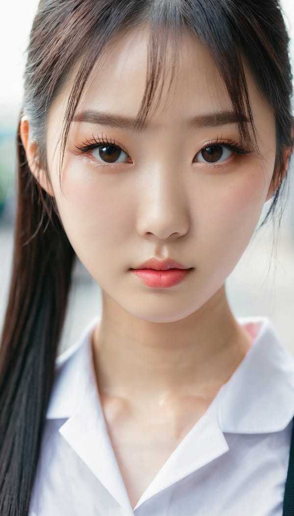 Tags: 21872187, SDXL
{"3": {"inputs": {"seed": 721132855407385, "steps": 32, "cfg": 5.99, "sampler_name": "dpmpp_2m", "scheduler": "karras", "denoise": 1.0, "model": ["27", 0], "positive": ["6", 0], "negative": ["7", 0], "latent_image": ["5", 0]}, "class_type": "KSampler"}, "4": {"inputs": {"ckpt_name": "juggernautxl.safetensors"}, "class_type": "CheckpointLoaderSimple"}, "5": {"inputs": {"width": 768, "height": 1344, "batch_size": 1}, "class_type": "EmptyLatentImage"}, "6": {"inputs": {"text": "23 year old girl, (korean:0.95), (chinese:0.95), (detailed face:1.12), (slim:1.04), (eyelashes:1.00), (seductive facial expression:1.13), (temptress:1.04), (seductive pose:1.14), (sexy lips:0.97), (idol:1.09), (beautiful eyes:0.99), (double eyelids:1.11), (cute:1.06), (pale skin:1.03), (blush:1.01), (perky ass:1.04), (exposed ass:1.14), (looking back:1.12), (sexy ass:1.07), (thigh gap:0.99), (school uniform:1.06), choker, busy street, (natural looking skin:1.00), (skin fuzz:1.00), (detailed skin:1.00), (soft lighting:1.03), (film:1.02), (RAW:1.09), (textured skin:1.04), (portra:1.04)", "clip": ["27", 1]}, "class_type": "CLIPTextEncode"}, "7": {"inputs": {"text": "(distorted:1.13), (bad hands:1.12), (watermark:1.05), (worst quality:1.06), (low resolution:1.10), (twisted:1.07), (open mouth:1.11)", "clip": ["27", 1]}, "class_type": "CLIPTextEncode"}, "8": {"inputs": {"samples": ["3", 0], "vae": ["4", 2]}, "class_type": "VAEDecode"}, "25": {"inputs": {"lora_name": "nudify_xl.safetensors", "strength_model": 0.06, "strength_clip": 0.16, "model": ["4", 0], "clip": ["4", 1]}, "class_type": "LoraLoader"}, "26": {"inputs": {"lora_name": "shirtlift_SDXL_v2.safetensors", "strength_model": 0.02, "strength_clip": 0.03, "model": ["25", 0], "clip": ["25", 1]}, "class_type": "LoraLoader"}, "27": {"inputs": {"lora_name": "PerfectEyesXL.safetensors", "strength_model": 0.17, "strength_clip": 0.1, "model": ["26", 0], "clip": ["26", 1]}, "class_type": "LoraLoader"}, "30": {"inputs": {"model_name": "4x_NMKD-Superscale-SP_178000_G.pth"}, "class_type": "UpscaleModelLoader"}, "31": {"inputs": {"upscale_model": ["30", 0], "image": ["8", 0]}, "class_type": "ImageUpscaleWithModel"}, "32": {"inputs": {"upscale_method": "lanczos", "scale_by": 0.5, "image": ["31", 0]}, "class_type": "ImageScaleBy"}, "33": {"inputs": {"pixels": ["32", 0], "vae": ["4", 2]}, "class_type": "VAEEncode"}, "34": {"inputs": {"seed": 721132855407385, "steps": 32, "cfg": 5.99, "sampler_name": "dpmpp_2m", "scheduler": "karras", "denoise": 0.3, "model": ["27", 0], "positive": ["6", 0], "negative": ["7", 0], "latent_image": ["33", 0]}, "class_type": "KSampler"}, "36": {"inputs": {"samples": ["34", 0], "vae": ["4", 2]}, "class_type": "VAEDecode"}, "39": {"inputs": {"filename_prefix": "comfyapi-1714755613204", "images": ["36", 0]}, "class_type": "SaveImage"}}