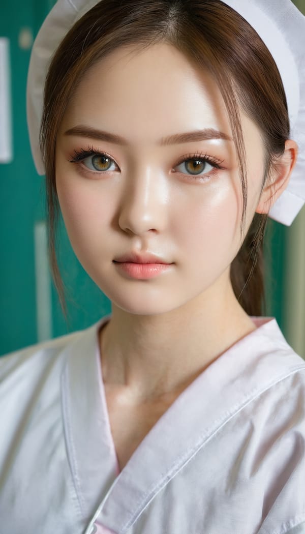 Tags: 21872187, SDXL
{"3": {"inputs": {"seed": 809956938581859, "steps": 32, "cfg": 7.55, "sampler_name": "dpmpp_2m", "scheduler": "karras", "denoise": 1.0, "model": ["27", 0], "positive": ["6", 0], "negative": ["7", 0], "latent_image": ["5", 0]}, "class_type": "KSampler"}, "4": {"inputs": {"ckpt_name": "juggernautxl.safetensors"}, "class_type": "CheckpointLoaderSimple"}, "5": {"inputs": {"width": 768, "height": 1344, "batch_size": 1}, "class_type": "EmptyLatentImage"}, "6": {"inputs": {"text": "18 year old girl, (russian:1.12), (japanese:1.09), (irish:1.10), (temptress:1.14), (idol:0.95), (beautiful eyes:1.13), (sexy lips:1.04), (seductive facial expression:1.01), (detailed face:1.02), (double eyelids:0.99), (eyelashes:0.99), (cute:0.98), (blush:1.05), (seductive pose:1.10), (pale skin:1.00), (in a seductive pose:1.06), (large perky breasts:0.99), (cleavage:1.05), (thigh gap:1.12), (nurse in uniform:1.04) working in a hospital ward, (candid cinema:1.06), (natural looking skin:1.07), (soft lighting:1.03), (portra:1.03), (RAW:1.08), (film:1.09), (skin fuzz:1.06), (textured skin:1.07), (detailed skin:1.07)", "clip": ["27", 1]}, "class_type": "CLIPTextEncode"}, "7": {"inputs": {"text": "(distorted:1.10), (bad hands:1.14), (watermark:1.05), (open mouth:1.10), (twisted:1.10), (worst quality:1.12), (low resolution:1.06)", "clip": ["27", 1]}, "class_type": "CLIPTextEncode"}, "8": {"inputs": {"samples": ["3", 0], "vae": ["4", 2]}, "class_type": "VAEDecode"}, "25": {"inputs": {"lora_name": "nudify_xl.safetensors", "strength_model": 0.18, "strength_clip": 0.1, "model": ["4", 0], "clip": ["4", 1]}, "class_type": "LoraLoader"}, "26": {"inputs": {"lora_name": "shirtlift_SDXL_v2.safetensors", "strength_model": 0.13, "strength_clip": 0.09, "model": ["25", 0], "clip": ["25", 1]}, "class_type": "LoraLoader"}, "27": {"inputs": {"lora_name": "PerfectEyesXL.safetensors", "strength_model": 0.15, "strength_clip": 0.15, "model": ["26", 0], "clip": ["26", 1]}, "class_type": "LoraLoader"}, "30": {"inputs": {"model_name": "4x_NMKD-Superscale-SP_178000_G.pth"}, "class_type": "UpscaleModelLoader"}, "31": {"inputs": {"upscale_model": ["30", 0], "image": ["8", 0]}, "class_type": "ImageUpscaleWithModel"}, "32": {"inputs": {"upscale_method": "lanczos", "scale_by": 0.5, "image": ["31", 0]}, "class_type": "ImageScaleBy"}, "33": {"inputs": {"pixels": ["32", 0], "vae": ["4", 2]}, "class_type": "VAEEncode"}, "34": {"inputs": {"seed": 809956938581859, "steps": 32, "cfg": 7.55, "sampler_name": "dpmpp_2m", "scheduler": "karras", "denoise": 0.3, "model": ["27", 0], "positive": ["6", 0], "negative": ["7", 0], "latent_image": ["33", 0]}, "class_type": "KSampler"}, "36": {"inputs": {"samples": ["34", 0], "vae": ["4", 2]}, "class_type": "VAEDecode"}, "39": {"inputs": {"filename_prefix": "comfyapi-1726871233942", "images": ["36", 0]}, "class_type": "SaveImage"}}