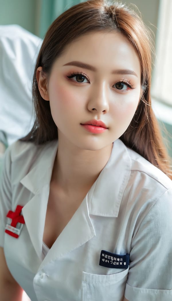 Tags: 21872187, SDXL
{"3": {"inputs": {"seed": 112080360717723, "steps": 64, "cfg": 6.19, "sampler_name": "dpmpp_2m", "scheduler": "karras", "denoise": 1.0, "model": ["27", 0], "positive": ["6", 0], "negative": ["7", 0], "latent_image": ["5", 0]}, "class_type": "KSampler"}, "4": {"inputs": {"ckpt_name": "juggernautxl.safetensors"}, "class_type": "CheckpointLoaderSimple"}, "5": {"inputs": {"width": 768, "height": 1344, "batch_size": 1}, "class_type": "EmptyLatentImage"}, "6": {"inputs": {"text": "21 year old girl, (blush:0.98), (double eyelids:1.00), (sexy lips:1.07), (seductive facial expression:1.05), (cute:1.08), (seductive pose:1.04), (eyelashes:1.14), (temptress:1.05), (slim:1.06), (beautiful eyes:1.10), (detailed face:0.99), (pale skin:0.96), (on all fours:1.06), (spreading ass cheeks:1.01), (from behind:1.09), (backboob:0.97), (nurse in uniform:1.14) working in a hospital ward, (textured skin:1.06), (skin fuzz:1.01), (soft lighting:1.04), (natural looking skin:1.04), (candid cinema:1.02), (detailed skin:1.08), (RAW:1.06), (film:1.01), (portra:1.01)", "clip": ["27", 1]}, "class_type": "CLIPTextEncode"}, "7": {"inputs": {"text": "(watermark:1.14), (low resolution:1.05), (bad hands:1.05), (open mouth:1.07), (worst quality:1.12), (twisted:1.06), (distorted:1.05)", "clip": ["27", 1]}, "class_type": "CLIPTextEncode"}, "8": {"inputs": {"samples": ["3", 0], "vae": ["4", 2]}, "class_type": "VAEDecode"}, "25": {"inputs": {"lora_name": "nudify_xl.safetensors", "strength_model": 0.29, "strength_clip": 0.2, "model": ["4", 0], "clip": ["4", 1]}, "class_type": "LoraLoader"}, "26": {"inputs": {"lora_name": "shirtlift_SDXL_v2.safetensors", "strength_model": 0.09, "strength_clip": 0.07, "model": ["25", 0], "clip": ["25", 1]}, "class_type": "LoraLoader"}, "27": {"inputs": {"lora_name": "PerfectEyesXL.safetensors", "strength_model": 0.16, "strength_clip": 0.04, "model": ["26", 0], "clip": ["26", 1]}, "class_type": "LoraLoader"}, "30": {"inputs": {"model_name": "4x_NMKD-Superscale-SP_178000_G.pth"}, "class_type": "UpscaleModelLoader"}, "31": {"inputs": {"upscale_model": ["30", 0], "image": ["8", 0]}, "class_type": "ImageUpscaleWithModel"}, "32": {"inputs": {"upscale_method": "lanczos", "scale_by": 0.5, "image": ["31", 0]}, "class_type": "ImageScaleBy"}, "33": {"inputs": {"pixels": ["32", 0], "vae": ["4", 2]}, "class_type": "VAEEncode"}, "34": {"inputs": {"seed": 112080360717723, "steps": 64, "cfg": 6.19, "sampler_name": "dpmpp_2m", "scheduler": "karras", "denoise": 0.3, "model": ["27", 0], "positive": ["6", 0], "negative": ["7", 0], "latent_image": ["33", 0]}, "class_type": "KSampler"}, "36": {"inputs": {"samples": ["34", 0], "vae": ["4", 2]}, "class_type": "VAEDecode"}, "39": {"inputs": {"filename_prefix": "comfyapi-1726341167188", "images": ["36", 0]}, "class_type": "SaveImage"}}