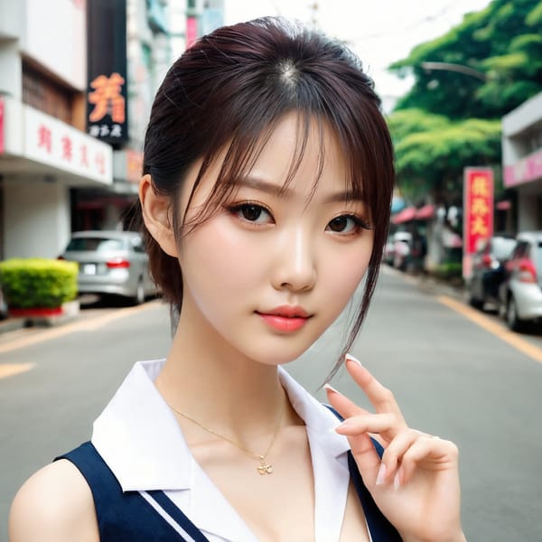 Tags: 21872187, SDXL
{"3": {"inputs": {"seed": 958114706277702, "steps": 64, "cfg": 7.95, "sampler_name": "dpmpp_2m", "scheduler": "karras", "denoise": 1.0, "model": ["27", 0], "positive": ["6", 0], "negative": ["7", 0], "latent_image": ["5", 0]}, "class_type": "KSampler"}, "4": {"inputs": {"ckpt_name": "juggernautxl.safetensors"}, "class_type": "CheckpointLoaderSimple"}, "5": {"inputs": {"width": 1024, "height": 1024, "batch_size": 1}, "class_type": "EmptyLatentImage"}, "6": {"inputs": {"text": "24 year old girl, (taiwanese:0.99), (chinese:0.95), (cute:1.07), (sexy lips:1.02), (slim:1.13), (pale skin:1.03), (double eyelids:1.02), (temptress:1.04), (seductive facial expression:1.12), (seductive pose:1.14), (blush:1.08), (eyelashes:0.97), (idol:1.08), (beautiful eyes:1.03), (detailed face:1.08), (in a seductive pose:1.03), (large perky breasts:1.10), (cleavage:1.07), (thigh gap:1.08), (school uniform:1.02), choker, busy street, (skin fuzz:1.08), (detailed skin:1.07), (textured skin:1.03), (natural looking skin:1.07), (portra:1.08), (RAW:1.07), (soft lighting:1.07), (film:1.02), (candid cinema:1.06)", "clip": ["27", 1]}, "class_type": "CLIPTextEncode"}, "7": {"inputs": {"text": "(open mouth:1.06), (low resolution:1.14), (distorted:1.13), (worst quality:1.08), (bad hands:1.12), (watermark:1.06), (twisted:1.06)", "clip": ["27", 1]}, "class_type": "CLIPTextEncode"}, "8": {"inputs": {"samples": ["3", 0], "vae": ["4", 2]}, "class_type": "VAEDecode"}, "25": {"inputs": {"lora_name": "nudify_xl.safetensors", "strength_model": 0.21, "strength_clip": 0.23, "model": ["4", 0], "clip": ["4", 1]}, "class_type": "LoraLoader"}, "26": {"inputs": {"lora_name": "shirtlift_SDXL_v2.safetensors", "strength_model": 0.11, "strength_clip": 0.14, "model": ["25", 0], "clip": ["25", 1]}, "class_type": "LoraLoader"}, "27": {"inputs": {"lora_name": "PerfectEyesXL.safetensors", "strength_model": 0.0, "strength_clip": 0.18, "model": ["26", 0], "clip": ["26", 1]}, "class_type": "LoraLoader"}, "30": {"inputs": {"model_name": "4x_NMKD-Superscale-SP_178000_G.pth"}, "class_type": "UpscaleModelLoader"}, "31": {"inputs": {"upscale_model": ["30", 0], "image": ["8", 0]}, "class_type": "ImageUpscaleWithModel"}, "32": {"inputs": {"upscale_method": "lanczos", "scale_by": 0.5, "image": ["31", 0]}, "class_type": "ImageScaleBy"}, "33": {"inputs": {"pixels": ["32", 0], "vae": ["4", 2]}, "class_type": "VAEEncode"}, "34": {"inputs": {"seed": 958114706277702, "steps": 64, "cfg": 7.95, "sampler_name": "dpmpp_2m", "scheduler": "karras", "denoise": 0.3, "model": ["27", 0], "positive": ["6", 0], "negative": ["7", 0], "latent_image": ["33", 0]}, "class_type": "KSampler"}, "36": {"inputs": {"samples": ["34", 0], "vae": ["4", 2]}, "class_type": "VAEDecode"}, "39": {"inputs": {"filename_prefix": "comfyapi-1713664808411", "images": ["36", 0]}, "class_type": "SaveImage"}}