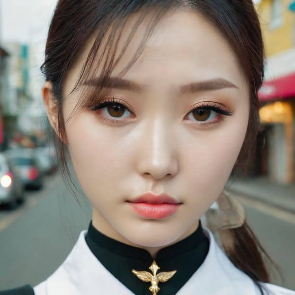 Tags: 21872187, SDXL
{"3": {"inputs": {"seed": 920691751473227, "steps": 32, "cfg": 5.26, "sampler_name": "dpmpp_2m", "scheduler": "karras", "denoise": 1.0, "model": ["27", 0], "positive": ["6", 0], "negative": ["7", 0], "latent_image": ["5", 0]}, "class_type": "KSampler"}, "4": {"inputs": {"ckpt_name": "juggernautxl.safetensors"}, "class_type": "CheckpointLoaderSimple"}, "5": {"inputs": {"width": 1024, "height": 1024, "batch_size": 1}, "class_type": "EmptyLatentImage"}, "6": {"inputs": {"text": "28 year old girl, (ukrainian:1.10), (korean:0.98), (slim:0.98), (temptress:1.08), (seductive pose:0.99), (pale skin:1.06), (eyelashes:0.96), (beautiful eyes:1.07), (double eyelids:1.06), (idol:1.10), (sexy lips:0.99), (seductive facial expression:1.11), (detailed face:1.01), (perky ass:1.00), (exposed ass:1.03), (looking back:0.97), (sexy ass:1.10), (thigh gap:0.96), (school uniform:0.95), choker, busy street, (detailed skin:1.05), (film:1.07), (textured skin:1.04), (skin fuzz:1.09), (candid cinema:1.03), (soft lighting:1.04), (natural looking skin:1.03), (portra:1.01), (RAW:1.03)", "clip": ["27", 1]}, "class_type": "CLIPTextEncode"}, "7": {"inputs": {"text": "(low resolution:1.11), (distorted:1.14), (open mouth:1.11), (bad hands:1.05), (worst quality:1.13), (twisted:1.10), (watermark:1.13)", "clip": ["27", 1]}, "class_type": "CLIPTextEncode"}, "8": {"inputs": {"samples": ["3", 0], "vae": ["4", 2]}, "class_type": "VAEDecode"}, "25": {"inputs": {"lora_name": "nudify_xl.safetensors", "strength_model": 0.26, "strength_clip": 0.27, "model": ["4", 0], "clip": ["4", 1]}, "class_type": "LoraLoader"}, "26": {"inputs": {"lora_name": "shirtlift_SDXL_v2.safetensors", "strength_model": 0.0, "strength_clip": 0.16, "model": ["25", 0], "clip": ["25", 1]}, "class_type": "LoraLoader"}, "27": {"inputs": {"lora_name": "PerfectEyesXL.safetensors", "strength_model": 0.14, "strength_clip": 0.15, "model": ["26", 0], "clip": ["26", 1]}, "class_type": "LoraLoader"}, "30": {"inputs": {"model_name": "4x_NMKD-Superscale-SP_178000_G.pth"}, "class_type": "UpscaleModelLoader"}, "31": {"inputs": {"upscale_model": ["30", 0], "image": ["8", 0]}, "class_type": "ImageUpscaleWithModel"}, "32": {"inputs": {"upscale_method": "lanczos", "scale_by": 0.5, "image": ["31", 0]}, "class_type": "ImageScaleBy"}, "33": {"inputs": {"pixels": ["32", 0], "vae": ["4", 2]}, "class_type": "VAEEncode"}, "34": {"inputs": {"seed": 920691751473227, "steps": 32, "cfg": 5.26, "sampler_name": "dpmpp_2m", "scheduler": "karras", "denoise": 0.3, "model": ["27", 0], "positive": ["6", 0], "negative": ["7", 0], "latent_image": ["33", 0]}, "class_type": "KSampler"}, "36": {"inputs": {"samples": ["34", 0], "vae": ["4", 2]}, "class_type": "VAEDecode"}, "39": {"inputs": {"filename_prefix": "comfyapi-1716650033389", "images": ["36", 0]}, "class_type": "SaveImage"}}