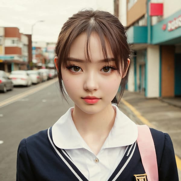 Tags: 21872187, SDXL
{"3": {"inputs": {"seed": 728243179052654, "steps": 64, "cfg": 7.85, "sampler_name": "dpmpp_2m", "scheduler": "karras", "denoise": 1.0, "model": ["27", 0], "positive": ["6", 0], "negative": ["7", 0], "latent_image": ["5", 0]}, "class_type": "KSampler"}, "4": {"inputs": {"ckpt_name": "juggernautxl.safetensors"}, "class_type": "CheckpointLoaderSimple"}, "5": {"inputs": {"width": 1024, "height": 1024, "batch_size": 1}, "class_type": "EmptyLatentImage"}, "6": {"inputs": {"text": "22 year old girl, (eyelashes:1.05), (cute:1.08), (blush:1.08), (temptress:1.06), (beautiful eyes:1.05), (sexy lips:1.13), (seductive facial expression:1.13), (seductive pose:1.09), (idol:0.95), (double eyelids:0.96), (pale skin:1.13), (slim:1.00), (perky ass:1.11), (exposed ass:0.96), (looking back:1.08), (sexy ass:1.13), (thigh gap:1.13), (school uniform:1.07), choker, busy street, (natural looking skin:1.02), (portra:1.04), (textured skin:1.08), (film:1.04), (soft lighting:1.00), (candid cinema:1.04), (detailed skin:1.06), (skin fuzz:1.04), (RAW:1.08)", "clip": ["27", 1]}, "class_type": "CLIPTextEncode"}, "7": {"inputs": {"text": "(bad hands:1.07), (worst quality:1.05), (open mouth:1.09), (watermark:1.05), (twisted:1.07), (low resolution:1.11), (distorted:1.05)", "clip": ["27", 1]}, "class_type": "CLIPTextEncode"}, "8": {"inputs": {"samples": ["3", 0], "vae": ["4", 2]}, "class_type": "VAEDecode"}, "25": {"inputs": {"lora_name": "nudify_xl.safetensors", "strength_model": 0.39, "strength_clip": 0.35, "model": ["4", 0], "clip": ["4", 1]}, "class_type": "LoraLoader"}, "26": {"inputs": {"lora_name": "shirtlift_SDXL_v2.safetensors", "strength_model": 0.01, "strength_clip": 0.04, "model": ["25", 0], "clip": ["25", 1]}, "class_type": "LoraLoader"}, "27": {"inputs": {"lora_name": "PerfectEyesXL.safetensors", "strength_model": 0.07, "strength_clip": 0.07, "model": ["26", 0], "clip": ["26", 1]}, "class_type": "LoraLoader"}, "30": {"inputs": {"model_name": "4x_NMKD-Superscale-SP_178000_G.pth"}, "class_type": "UpscaleModelLoader"}, "31": {"inputs": {"upscale_model": ["30", 0], "image": ["8", 0]}, "class_type": "ImageUpscaleWithModel"}, "32": {"inputs": {"upscale_method": "lanczos", "scale_by": 0.5, "image": ["31", 0]}, "class_type": "ImageScaleBy"}, "33": {"inputs": {"pixels": ["32", 0], "vae": ["4", 2]}, "class_type": "VAEEncode"}, "34": {"inputs": {"seed": 728243179052654, "steps": 64, "cfg": 7.85, "sampler_name": "dpmpp_2m", "scheduler": "karras", "denoise": 0.3, "model": ["27", 0], "positive": ["6", 0], "negative": ["7", 0], "latent_image": ["33", 0]}, "class_type": "KSampler"}, "36": {"inputs": {"samples": ["34", 0], "vae": ["4", 2]}, "class_type": "VAEDecode"}, "39": {"inputs": {"filename_prefix": "comfyapi-1714907620128", "images": ["36", 0]}, "class_type": "SaveImage"}}