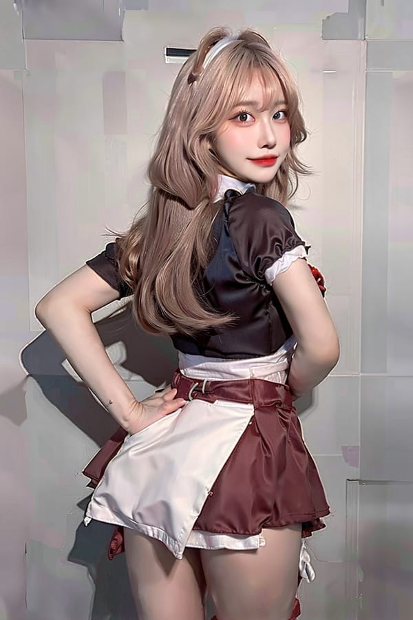 Tags: 21872187
<lora:mix4:0.47>, <lora:JapaneseDollLikeness_v15:0.69>, <lora:koreanDollLikeness:0.75>, <lora:taiwanDollLikeness_v20:0.38>, <lora:YaeMiko_Test:0.80>, maid cafe, stockings, (maid costume:1.18), choker, bowtie, headband, (pleated skirt:1.17), <lora:Mooning:0.44>, <lora:Addams:0.23>, ass, from behind, clothes pull, looking back, pants pull, anus, pussy, undressing, extremely detailed eyes, extremely detailed face, cute, sexy lips, seductive smile, double eyelids, eyelashes, pale skin, perky breasts, 4K, RAW, best quality, sharp, tall, (thigh gap:1.13), (dramatic:1.00)
Negative prompt: anime, black and white, disfigured, (worst quality:2.06)
Steps: 32, Sampler: DPM++ 2M Karras, CFG scale: 6.28, Seed: 1453155284, Size: 512x768, Model hash: fc2511737a, Model: chilloutmix_NiPrunedFp32Fix, Seed resize from: -1x-1, Denoising strength: 0.4, Version: v1.2.1, Hires upscale: 2.0, Hires steps: 32, Hires upscaler: ESRGAN_4x