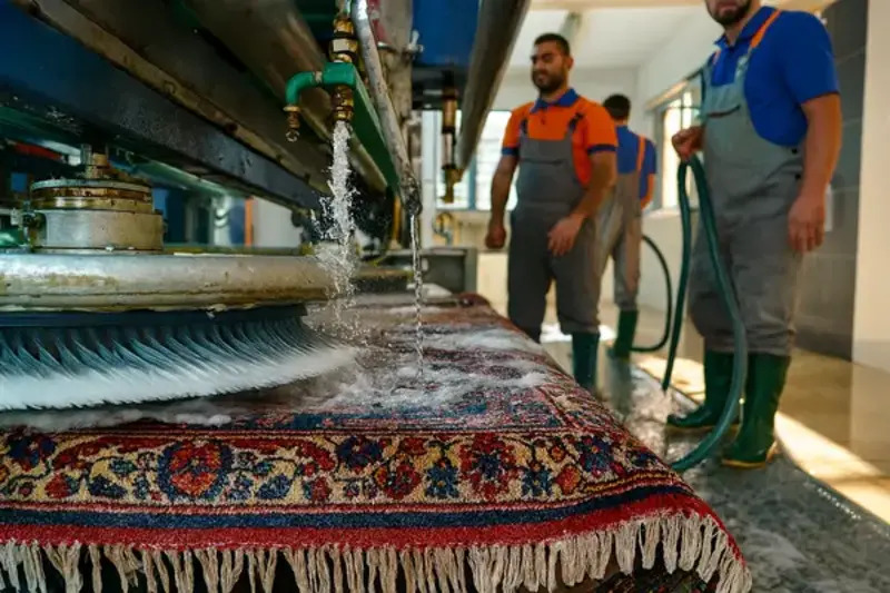 خدمات حمل و نقل رایگان فرش در قالیشویی سهند پرند