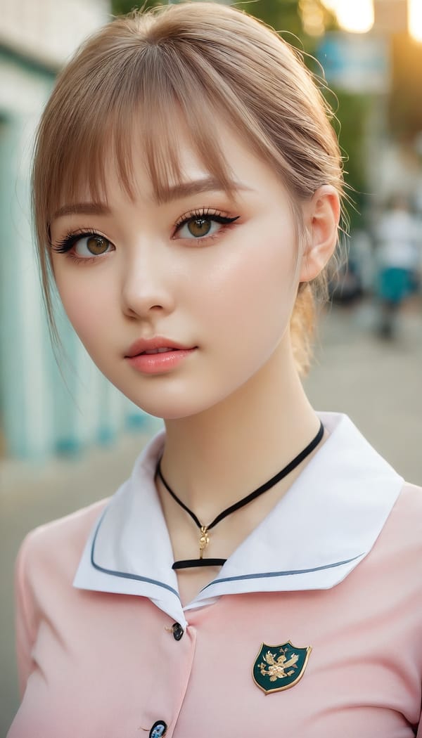 Tags: 21872187, SDXL
{"3": {"inputs": {"seed": 601318561250795, "steps": 64, "cfg": 5.71, "sampler_name": "dpmpp_2m", "scheduler": "karras", "denoise": 1.0, "model": ["27", 0], "positive": ["6", 0], "negative": ["7", 0], "latent_image": ["5", 0]}, "class_type": "KSampler"}, "4": {"inputs": {"ckpt_name": "juggernautxl.safetensors"}, "class_type": "CheckpointLoaderSimple"}, "5": {"inputs": {"width": 768, "height": 1344, "batch_size": 1}, "class_type": "EmptyLatentImage"}, "6": {"inputs": {"text": "22 year old girl, (russian:0.98), (sexy lips:0.97), (cute:1.03), (detailed face:1.04), (idol:1.14), (eyelashes:0.98), (double eyelids:1.10), (seductive pose:1.02), (blush:1.07), (slim:0.98), (pale skin:0.96), (beautiful eyes:1.08), (seductive facial expression:1.14), (in a seductive pose:0.99), (large perky breasts:1.10), (cleavage:1.00), (thigh gap:0.99), (school uniform:1.14), choker, busy street, (detailed skin:1.09), (soft lighting:1.01), (natural looking skin:1.01), (film:1.00), (textured skin:1.03), (portra:1.07), (skin fuzz:1.07), (candid cinema:1.07), (RAW:1.00)", "clip": ["27", 1]}, "class_type": "CLIPTextEncode"}, "7": {"inputs": {"text": "(worst quality:1.12), (bad hands:1.13), (distorted:1.07), (watermark:1.08), (twisted:1.12), (low resolution:1.06), (open mouth:1.14)", "clip": ["27", 1]}, "class_type": "CLIPTextEncode"}, "8": {"inputs": {"samples": ["3", 0], "vae": ["4", 2]}, "class_type": "VAEDecode"}, "25": {"inputs": {"lora_name": "nudify_xl.safetensors", "strength_model": 0.37, "strength_clip": 0.16, "model": ["4", 0], "clip": ["4", 1]}, "class_type": "LoraLoader"}, "26": {"inputs": {"lora_name": "shirtlift_SDXL_v2.safetensors", "strength_model": 0.04, "strength_clip": 0.15, "model": ["25", 0], "clip": ["25", 1]}, "class_type": "LoraLoader"}, "27": {"inputs": {"lora_name": "PerfectEyesXL.safetensors", "strength_model": 0.0, "strength_clip": 0.06, "model": ["26", 0], "clip": ["26", 1]}, "class_type": "LoraLoader"}, "30": {"inputs": {"model_name": "4x_NMKD-Superscale-SP_178000_G.pth"}, "class_type": "UpscaleModelLoader"}, "31": {"inputs": {"upscale_model": ["30", 0], "image": ["8", 0]}, "class_type": "ImageUpscaleWithModel"}, "32": {"inputs": {"upscale_method": "lanczos", "scale_by": 0.5, "image": ["31", 0]}, "class_type": "ImageScaleBy"}, "33": {"inputs": {"pixels": ["32", 0], "vae": ["4", 2]}, "class_type": "VAEEncode"}, "34": {"inputs": {"seed": 601318561250795, "steps": 64, "cfg": 5.71, "sampler_name": "dpmpp_2m", "scheduler": "karras", "denoise": 0.3, "model": ["27", 0], "positive": ["6", 0], "negative": ["7", 0], "latent_image": ["33", 0]}, "class_type": "KSampler"}, "36": {"inputs": {"samples": ["34", 0], "vae": ["4", 2]}, "class_type": "VAEDecode"}, "39": {"inputs": {"filename_prefix": "comfyapi-1732263453397", "images": ["36", 0]}, "class_type": "SaveImage"}}