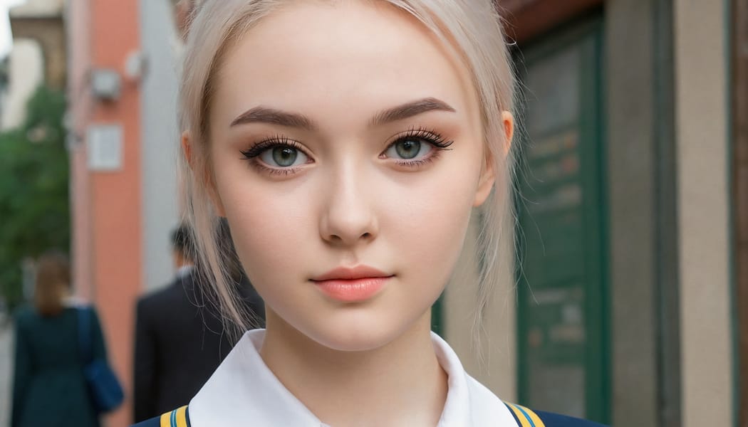 Tags: 21872187, SDXL
{"3": {"inputs": {"seed": 284203148517818, "steps": 64, "cfg": 6.04, "sampler_name": "dpmpp_2m", "scheduler": "karras", "denoise": 1.0, "model": ["27", 0], "positive": ["6", 0], "negative": ["7", 0], "latent_image": ["5", 0]}, "class_type": "KSampler"}, "4": {"inputs": {"ckpt_name": "juggernautXL_v8Rundiffusion.safetensors"}, "class_type": "CheckpointLoaderSimple"}, "5": {"inputs": {"width": 1344, "height": 768, "batch_size": 1}, "class_type": "EmptyLatentImage"}, "6": {"inputs": {"text": "22 year old girl, (ukrainian:1.01), (slim:1.07), (idol:0.95), (beautiful eyes:1.02), (seductive pose:1.00), (detailed face:1.05), (seductive facial expression:0.98), (double eyelids:1.05), (temptress:1.06), (pale skin:0.96), (cute:1.05), (sexy lips:0.95), (blush:1.11), (eyelashes:1.01), (in a seductive pose:1.08), (large perky breasts:1.12), (cleavage:1.01), (thigh gap:1.12), (school uniform:1.06), choker, busy street, (skin fuzz:1.00), (soft lighting:1.00), (candid cinema:1.06), (natural looking skin:1.02), (textured skin:1.07), (portra:1.05), (film:1.04), (detailed skin:1.05)", "clip": ["27", 1]}, "class_type": "CLIPTextEncode"}, "7": {"inputs": {"text": "(open mouth:1.07), (low resolution:1.14), (worst quality:1.11), (watermark:1.11), (distorted:1.11), (bad hands:1.07), (twisted:1.10)", "clip": ["27", 1]}, "class_type": "CLIPTextEncode"}, "8": {"inputs": {"samples": ["3", 0], "vae": ["4", 2]}, "class_type": "VAEDecode"}, "25": {"inputs": {"lora_name": "nudify_xl.safetensors", "strength_model": 0.38, "strength_clip": 0.3, "model": ["4", 0], "clip": ["4", 1]}, "class_type": "LoraLoader"}, "26": {"inputs": {"lora_name": "shirtlift_SDXL_v2.safetensors", "strength_model": 0.1, "strength_clip": 0.0, "model": ["25", 0], "clip": ["25", 1]}, "class_type": "LoraLoader"}, "27": {"inputs": {"lora_name": "PerfectEyesXL.safetensors", "strength_model": 0.06, "strength_clip": 0.09, "model": ["26", 0], "clip": ["26", 1]}, "class_type": "LoraLoader"}, "30": {"inputs": {"model_name": "4x_NMKD-Superscale-SP_178000_G.pth"}, "class_type": "UpscaleModelLoader"}, "31": {"inputs": {"upscale_model": ["30", 0], "image": ["8", 0]}, "class_type": "ImageUpscaleWithModel"}, "32": {"inputs": {"upscale_method": "lanczos", "scale_by": 0.5, "image": ["31", 0]}, "class_type": "ImageScaleBy"}, "33": {"inputs": {"pixels": ["32", 0], "vae": ["4", 2]}, "class_type": "VAEEncode"}, "34": {"inputs": {"seed": 284203148517818, "steps": 64, "cfg": 6.04, "sampler_name": "dpmpp_2m", "scheduler": "karras", "denoise": 0.3, "model": ["27", 0], "positive": ["6", 0], "negative": ["7", 0], "latent_image": ["33", 0]}, "class_type": "KSampler"}, "36": {"inputs": {"samples": ["34", 0], "vae": ["4", 2]}, "class_type": "VAEDecode"}, "39": {"inputs": {"filename_prefix": "comfyapi-1707535382286", "images": ["36", 0]}, "class_type": "SaveImage"}}