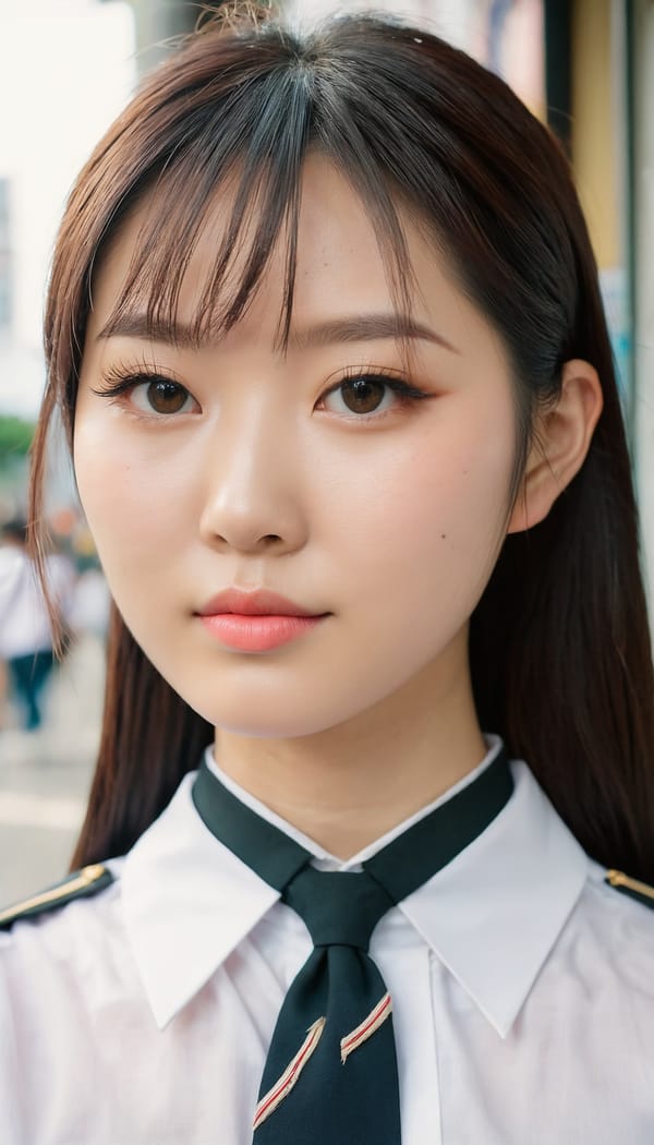 Tags: 21872187, SDXL
{"3": {"inputs": {"seed": 952169919987969, "steps": 32, "cfg": 7.94, "sampler_name": "dpmpp_2m", "scheduler": "karras", "denoise": 1.0, "model": ["27", 0], "positive": ["6", 0], "negative": ["7", 0], "latent_image": ["5", 0]}, "class_type": "KSampler"}, "4": {"inputs": {"ckpt_name": "juggernautxl.safetensors"}, "class_type": "CheckpointLoaderSimple"}, "5": {"inputs": {"width": 768, "height": 1344, "batch_size": 1}, "class_type": "EmptyLatentImage"}, "6": {"inputs": {"text": "23 year old girl, (taiwanese:1.14), (seductive facial expression:1.08), (sexy lips:0.98), (pale skin:1.07), (temptress:1.11), (cute:1.03), (slim:1.02), (blush:1.03), (eyelashes:1.03), (detailed face:1.02), (double eyelids:0.97), (beautiful eyes:1.10), (seductive pose:0.96), (idol:0.98), (perky ass:1.10), (exposed ass:1.04), (looking back:1.12), (sexy ass:1.11), (thigh gap:1.06), (school uniform:1.12), choker, busy street, (detailed skin:1.00), (candid cinema:1.09), (film:1.05), (portra:1.05), (skin fuzz:1.05), (RAW:1.06), (natural looking skin:1.03), (textured skin:1.04), (soft lighting:1.09)", "clip": ["27", 1]}, "class_type": "CLIPTextEncode"}, "7": {"inputs": {"text": "(open mouth:1.08), (watermark:1.05), (distorted:1.06), (worst quality:1.08), (twisted:1.11), (bad hands:1.08), (low resolution:1.14)", "clip": ["27", 1]}, "class_type": "CLIPTextEncode"}, "8": {"inputs": {"samples": ["3", 0], "vae": ["4", 2]}, "class_type": "VAEDecode"}, "25": {"inputs": {"lora_name": "nudify_xl.safetensors", "strength_model": 0.19, "strength_clip": 0.03, "model": ["4", 0], "clip": ["4", 1]}, "class_type": "LoraLoader"}, "26": {"inputs": {"lora_name": "shirtlift_SDXL_v2.safetensors", "strength_model": 0.15, "strength_clip": 0.01, "model": ["25", 0], "clip": ["25", 1]}, "class_type": "LoraLoader"}, "27": {"inputs": {"lora_name": "PerfectEyesXL.safetensors", "strength_model": 0.12, "strength_clip": 0.12, "model": ["26", 0], "clip": ["26", 1]}, "class_type": "LoraLoader"}, "30": {"inputs": {"model_name": "4x_NMKD-Superscale-SP_178000_G.pth"}, "class_type": "UpscaleModelLoader"}, "31": {"inputs": {"upscale_model": ["30", 0], "image": ["8", 0]}, "class_type": "ImageUpscaleWithModel"}, "32": {"inputs": {"upscale_method": "lanczos", "scale_by": 0.5, "image": ["31", 0]}, "class_type": "ImageScaleBy"}, "33": {"inputs": {"pixels": ["32", 0], "vae": ["4", 2]}, "class_type": "VAEEncode"}, "34": {"inputs": {"seed": 952169919987969, "steps": 32, "cfg": 7.94, "sampler_name": "dpmpp_2m", "scheduler": "karras", "denoise": 0.3, "model": ["27", 0], "positive": ["6", 0], "negative": ["7", 0], "latent_image": ["33", 0]}, "class_type": "KSampler"}, "36": {"inputs": {"samples": ["34", 0], "vae": ["4", 2]}, "class_type": "VAEDecode"}, "39": {"inputs": {"filename_prefix": "comfyapi-1728075835710", "images": ["36", 0]}, "class_type": "SaveImage"}}