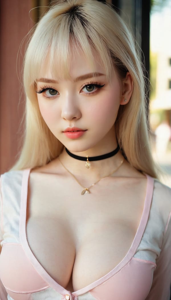 Tags: 21872187, SDXL
{"3": {"inputs": {"seed": 941857461506821, "steps": 64, "cfg": 7.32, "sampler_name": "dpmpp_2m", "scheduler": "karras", "denoise": 1.0, "model": ["27", 0], "positive": ["6", 0], "negative": ["7", 0], "latent_image": ["5", 0]}, "class_type": "KSampler"}, "4": {"inputs": {"ckpt_name": "juggernautxl.safetensors"}, "class_type": "CheckpointLoaderSimple"}, "5": {"inputs": {"width": 768, "height": 1344, "batch_size": 1}, "class_type": "EmptyLatentImage"}, "6": {"inputs": {"text": "21 year old girl, (pale skin:1.02), (temptress:1.00), (eyelashes:1.14), (seductive pose:1.04), (blush:1.13), (sexy lips:1.10), (slim:0.95), (idol:1.09), (double eyelids:0.99), (cute:1.02), (beautiful eyes:0.99), (seductive facial expression:1.11), (in a seductive pose:0.96), (large perky breasts:1.03), (cleavage:1.11), (thigh gap:0.97), (school uniform:1.02), choker, busy street, (textured skin:1.02), (RAW:1.09), (detailed skin:1.03), (film:1.06), (portra:1.06), (skin fuzz:1.04), (candid cinema:1.07), (soft lighting:1.05), (natural looking skin:1.08)", "clip": ["27", 1]}, "class_type": "CLIPTextEncode"}, "7": {"inputs": {"text": "(bad hands:1.08), (watermark:1.12), (distorted:1.07), (twisted:1.09), (worst quality:1.06), (open mouth:1.12), (low resolution:1.06)", "clip": ["27", 1]}, "class_type": "CLIPTextEncode"}, "8": {"inputs": {"samples": ["3", 0], "vae": ["4", 2]}, "class_type": "VAEDecode"}, "25": {"inputs": {"lora_name": "nudify_xl.safetensors", "strength_model": 0.03, "strength_clip": 0.02, "model": ["4", 0], "clip": ["4", 1]}, "class_type": "LoraLoader"}, "26": {"inputs": {"lora_name": "shirtlift_SDXL_v2.safetensors", "strength_model": 0.09, "strength_clip": 0.13, "model": ["25", 0], "clip": ["25", 1]}, "class_type": "LoraLoader"}, "27": {"inputs": {"lora_name": "PerfectEyesXL.safetensors", "strength_model": 0.04, "strength_clip": 0.01, "model": ["26", 0], "clip": ["26", 1]}, "class_type": "LoraLoader"}, "30": {"inputs": {"model_name": "4x_NMKD-Superscale-SP_178000_G.pth"}, "class_type": "UpscaleModelLoader"}, "31": {"inputs": {"upscale_model": ["30", 0], "image": ["8", 0]}, "class_type": "ImageUpscaleWithModel"}, "32": {"inputs": {"upscale_method": "lanczos", "scale_by": 0.5, "image": ["31", 0]}, "class_type": "ImageScaleBy"}, "33": {"inputs": {"pixels": ["32", 0], "vae": ["4", 2]}, "class_type": "VAEEncode"}, "34": {"inputs": {"seed": 941857461506821, "steps": 64, "cfg": 7.32, "sampler_name": "dpmpp_2m", "scheduler": "karras", "denoise": 0.3, "model": ["27", 0], "positive": ["6", 0], "negative": ["7", 0], "latent_image": ["33", 0]}, "class_type": "KSampler"}, "36": {"inputs": {"samples": ["34", 0], "vae": ["4", 2]}, "class_type": "VAEDecode"}, "39": {"inputs": {"filename_prefix": "comfyapi-1716600088811", "images": ["36", 0]}, "class_type": "SaveImage"}}