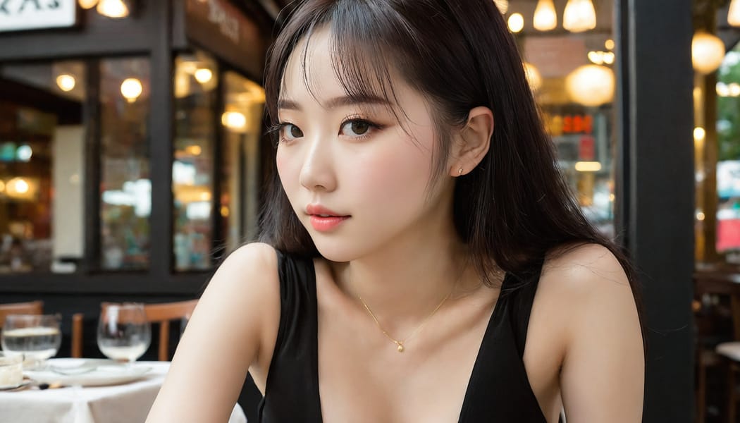 Tags: 21872187, SDXL
{"3": {"inputs": {"seed": 549910715858970, "steps": 32, "cfg": 6.75, "sampler_name": "dpmpp_2m", "scheduler": "karras", "denoise": 1.0, "model": ["27", 0], "positive": ["6", 0], "negative": ["7", 0], "latent_image": ["5", 0]}, "class_type": "KSampler"}, "4": {"inputs": {"ckpt_name": "juggernautxl.safetensors"}, "class_type": "CheckpointLoaderSimple"}, "5": {"inputs": {"width": 1344, "height": 768, "batch_size": 1}, "class_type": "EmptyLatentImage"}, "6": {"inputs": {"text": "27 year old girl, (korean:0.96), (irish:1.04), (seductive facial expression:1.12), (blush:1.00), (slim:1.05), (seductive pose:0.96), (cute:1.08), (eyelashes:1.04), (sexy lips:0.97), (double eyelids:1.02), (idol:1.13), (temptress:1.04), (beautiful eyes:1.10), (detailed face:0.95), (pale skin:1.00), (perky ass:1.01), (exposed ass:0.98), (looking back:1.09), (sexy ass:0.97), (thigh gap:1.06), (wearing a little black dress:1.08) at a fine dining restaurant, (skin fuzz:1.01), (candid cinema:1.09), (film:1.03), (RAW:1.05), (textured skin:1.07), (detailed skin:1.01), (soft lighting:1.08), (portra:1.07), (natural looking skin:1.03)", "clip": ["27", 1]}, "class_type": "CLIPTextEncode"}, "7": {"inputs": {"text": "(low resolution:1.12), (watermark:1.13), (twisted:1.08), (bad hands:1.06), (distorted:1.09), (worst quality:1.10), (open mouth:1.09)", "clip": ["27", 1]}, "class_type": "CLIPTextEncode"}, "8": {"inputs": {"samples": ["3", 0], "vae": ["4", 2]}, "class_type": "VAEDecode"}, "25": {"inputs": {"lora_name": "nudify_xl.safetensors", "strength_model": 0.1, "strength_clip": 0.19, "model": ["4", 0], "clip": ["4", 1]}, "class_type": "LoraLoader"}, "26": {"inputs": {"lora_name": "shirtlift_SDXL_v2.safetensors", "strength_model": 0.08, "strength_clip": 0.03, "model": ["25", 0], "clip": ["25", 1]}, "class_type": "LoraLoader"}, "27": {"inputs": {"lora_name": "PerfectEyesXL.safetensors", "strength_model": 0.19, "strength_clip": 0.13, "model": ["26", 0], "clip": ["26", 1]}, "class_type": "LoraLoader"}, "30": {"inputs": {"model_name": "4x_NMKD-Superscale-SP_178000_G.pth"}, "class_type": "UpscaleModelLoader"}, "31": {"inputs": {"upscale_model": ["30", 0], "image": ["8", 0]}, "class_type": "ImageUpscaleWithModel"}, "32": {"inputs": {"upscale_method": "lanczos", "scale_by": 0.5, "image": ["31", 0]}, "class_type": "ImageScaleBy"}, "33": {"inputs": {"pixels": ["32", 0], "vae": ["4", 2]}, "class_type": "VAEEncode"}, "34": {"inputs": {"seed": 549910715858970, "steps": 32, "cfg": 6.75, "sampler_name": "dpmpp_2m", "scheduler": "karras", "denoise": 0.3, "model": ["27", 0], "positive": ["6", 0], "negative": ["7", 0], "latent_image": ["33", 0]}, "class_type": "KSampler"}, "36": {"inputs": {"samples": ["34", 0], "vae": ["4", 2]}, "class_type": "VAEDecode"}, "39": {"inputs": {"filename_prefix": "comfyapi-1733843323707", "images": ["36", 0]}, "class_type": "SaveImage"}}