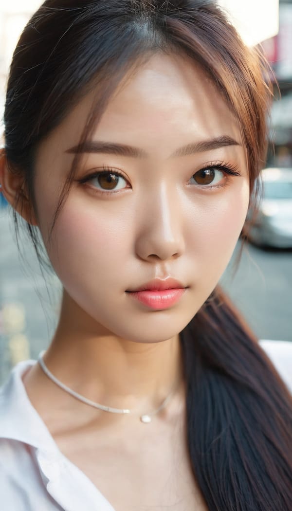 Tags: 21872187, SDXL
{"3": {"inputs": {"seed": 198673895727697, "steps": 32, "cfg": 7.27, "sampler_name": "dpmpp_2m", "scheduler": "karras", "denoise": 1.0, "model": ["27", 0], "positive": ["6", 0], "negative": ["7", 0], "latent_image": ["5", 0]}, "class_type": "KSampler"}, "4": {"inputs": {"ckpt_name": "juggernautxl.safetensors"}, "class_type": "CheckpointLoaderSimple"}, "5": {"inputs": {"width": 768, "height": 1344, "batch_size": 1}, "class_type": "EmptyLatentImage"}, "6": {"inputs": {"text": "26 year old girl, (korean:0.99), (russian:1.10), (chinese:1.14), (beautiful eyes:0.97), (cute:1.04), (sexy lips:1.13), (blush:1.09), (seductive facial expression:1.10), (double eyelids:1.13), (idol:1.03), (temptress:0.99), (slim:1.05), (detailed face:0.95), (perky ass:1.10), (exposed ass:1.08), (looking back:1.03), (sexy ass:0.98), (thigh gap:0.95), (school uniform:0.95), choker, busy street, (film:1.04), (textured skin:1.00), (natural looking skin:1.04), (soft lighting:1.07), (candid cinema:1.02), (RAW:1.07), (detailed skin:1.02), (portra:1.02), (skin fuzz:1.09)", "clip": ["27", 1]}, "class_type": "CLIPTextEncode"}, "7": {"inputs": {"text": "(worst quality:1.12), (twisted:1.05), (open mouth:1.13), (distorted:1.06), (bad hands:1.07), (low resolution:1.14), (watermark:1.14)", "clip": ["27", 1]}, "class_type": "CLIPTextEncode"}, "8": {"inputs": {"samples": ["3", 0], "vae": ["4", 2]}, "class_type": "VAEDecode"}, "25": {"inputs": {"lora_name": "nudify_xl.safetensors", "strength_model": 0.13, "strength_clip": 0.14, "model": ["4", 0], "clip": ["4", 1]}, "class_type": "LoraLoader"}, "26": {"inputs": {"lora_name": "shirtlift_SDXL_v2.safetensors", "strength_model": 0.06, "strength_clip": 0.04, "model": ["25", 0], "clip": ["25", 1]}, "class_type": "LoraLoader"}, "27": {"inputs": {"lora_name": "PerfectEyesXL.safetensors", "strength_model": 0.12, "strength_clip": 0.04, "model": ["26", 0], "clip": ["26", 1]}, "class_type": "LoraLoader"}, "30": {"inputs": {"model_name": "4x_NMKD-Superscale-SP_178000_G.pth"}, "class_type": "UpscaleModelLoader"}, "31": {"inputs": {"upscale_model": ["30", 0], "image": ["8", 0]}, "class_type": "ImageUpscaleWithModel"}, "32": {"inputs": {"upscale_method": "lanczos", "scale_by": 0.5, "image": ["31", 0]}, "class_type": "ImageScaleBy"}, "33": {"inputs": {"pixels": ["32", 0], "vae": ["4", 2]}, "class_type": "VAEEncode"}, "34": {"inputs": {"seed": 198673895727697, "steps": 32, "cfg": 7.27, "sampler_name": "dpmpp_2m", "scheduler": "karras", "denoise": 0.3, "model": ["27", 0], "positive": ["6", 0], "negative": ["7", 0], "latent_image": ["33", 0]}, "class_type": "KSampler"}, "36": {"inputs": {"samples": ["34", 0], "vae": ["4", 2]}, "class_type": "VAEDecode"}, "39": {"inputs": {"filename_prefix": "comfyapi-1734455341178", "images": ["36", 0]}, "class_type": "SaveImage"}}