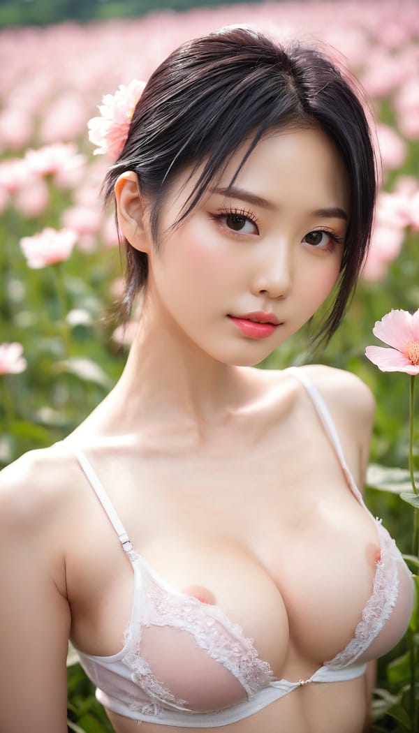 Tags: 21872187, SDXL
{"3": {"inputs": {"seed": 323546910074146, "steps": 64, "cfg": 7.94, "sampler_name": "dpmpp_2m", "scheduler": "karras", "denoise": 1.0, "model": ["27", 0], "positive": ["6", 0], "negative": ["7", 0], "latent_image": ["5", 0]}, "class_type": "KSampler"}, "4": {"inputs": {"ckpt_name": "juggernautxl.safetensors"}, "class_type": "CheckpointLoaderSimple"}, "5": {"inputs": {"width": 768, "height": 1344, "batch_size": 1}, "class_type": "EmptyLatentImage"}, "6": {"inputs": {"text": "26 year old girl, (taiwanese:1.06), (slim:1.12), (sexy lips:1.11), (pale skin:0.99), (seductive facial expression:0.98), (eyelashes:1.14), (idol:1.05), (temptress:1.06), (seductive pose:0.97), (detailed face:1.07), (cute:1.07), (blush:1.01), (double eyelids:1.09), (beautiful eyes:1.08), (in a seductive pose:1.04), (large perky breasts:1.03), (cleavage:0.95), (thigh gap:0.95), wearing (translucent clothes:1.01) on a flower field, (soft lighting:1.07), (detailed skin:1.05), (skin fuzz:1.00), (portra:1.00), (textured skin:1.09), (RAW:1.00), (natural looking skin:1.08), (candid cinema:1.09), (film:1.02)", "clip": ["27", 1]}, "class_type": "CLIPTextEncode"}, "7": {"inputs": {"text": "(twisted:1.07), (bad hands:1.08), (watermark:1.05), (open mouth:1.12), (worst quality:1.10), (low resolution:1.10), (distorted:1.08)", "clip": ["27", 1]}, "class_type": "CLIPTextEncode"}, "8": {"inputs": {"samples": ["3", 0], "vae": ["4", 2]}, "class_type": "VAEDecode"}, "25": {"inputs": {"lora_name": "nudify_xl.safetensors", "strength_model": 0.15, "strength_clip": 0.26, "model": ["4", 0], "clip": ["4", 1]}, "class_type": "LoraLoader"}, "26": {"inputs": {"lora_name": "shirtlift_SDXL_v2.safetensors", "strength_model": 0.08, "strength_clip": 0.02, "model": ["25", 0], "clip": ["25", 1]}, "class_type": "LoraLoader"}, "27": {"inputs": {"lora_name": "PerfectEyesXL.safetensors", "strength_model": 0.05, "strength_clip": 0.13, "model": ["26", 0], "clip": ["26", 1]}, "class_type": "LoraLoader"}, "30": {"inputs": {"model_name": "4x_NMKD-Superscale-SP_178000_G.pth"}, "class_type": "UpscaleModelLoader"}, "31": {"inputs": {"upscale_model": ["30", 0], "image": ["8", 0]}, "class_type": "ImageUpscaleWithModel"}, "32": {"inputs": {"upscale_method": "lanczos", "scale_by": 0.5, "image": ["31", 0]}, "class_type": "ImageScaleBy"}, "33": {"inputs": {"pixels": ["32", 0], "vae": ["4", 2]}, "class_type": "VAEEncode"}, "34": {"inputs": {"seed": 323546910074146, "steps": 64, "cfg": 7.94, "sampler_name": "dpmpp_2m", "scheduler": "karras", "denoise": 0.3, "model": ["27", 0], "positive": ["6", 0], "negative": ["7", 0], "latent_image": ["33", 0]}, "class_type": "KSampler"}, "36": {"inputs": {"samples": ["34", 0], "vae": ["4", 2]}, "class_type": "VAEDecode"}, "39": {"inputs": {"filename_prefix": "comfyapi-1714244822027", "images": ["36", 0]}, "class_type": "SaveImage"}}