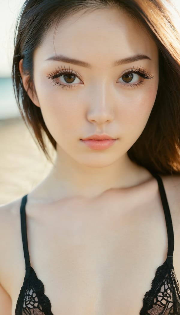 Tags: 21872187, SDXL
{"3": {"inputs": {"seed": 350329552303883, "steps": 64, "cfg": 6.5, "sampler_name": "dpmpp_2m", "scheduler": "karras", "denoise": 1.0, "model": ["27", 0], "positive": ["6", 0], "negative": ["7", 0], "latent_image": ["5", 0]}, "class_type": "KSampler"}, "4": {"inputs": {"ckpt_name": "juggernautxl.safetensors"}, "class_type": "CheckpointLoaderSimple"}, "5": {"inputs": {"width": 768, "height": 1344, "batch_size": 1}, "class_type": "EmptyLatentImage"}, "6": {"inputs": {"text": "26 year old girl, (irish:1.03), (japanese:1.08), (beautiful eyes:1.00), (detailed face:1.01), (seductive pose:0.97), (sexy lips:1.05), (temptress:1.10), (pale skin:1.11), (slim:1.02), (eyelashes:1.12), (cute:1.07), (blush:1.01), (seductive facial expression:0.95), (double eyelids:1.13), (perky ass:1.14), (exposed ass:1.13), (looking back:1.12), (sexy ass:1.06), (thigh gap:1.10), wearing (bikini:1.10) at a beach, (RAW:1.08), (skin fuzz:1.03), (candid cinema:1.09), (film:1.08), (portra:1.01), (detailed skin:1.02), (natural looking skin:1.08), (textured skin:1.02), (soft lighting:1.09)", "clip": ["27", 1]}, "class_type": "CLIPTextEncode"}, "7": {"inputs": {"text": "(twisted:1.06), (low resolution:1.09), (open mouth:1.09), (distorted:1.06), (worst quality:1.08), (watermark:1.05), (bad hands:1.07)", "clip": ["27", 1]}, "class_type": "CLIPTextEncode"}, "8": {"inputs": {"samples": ["3", 0], "vae": ["4", 2]}, "class_type": "VAEDecode"}, "25": {"inputs": {"lora_name": "nudify_xl.safetensors", "strength_model": 0.31, "strength_clip": 0.02, "model": ["4", 0], "clip": ["4", 1]}, "class_type": "LoraLoader"}, "26": {"inputs": {"lora_name": "shirtlift_SDXL_v2.safetensors", "strength_model": 0.15, "strength_clip": 0.17, "model": ["25", 0], "clip": ["25", 1]}, "class_type": "LoraLoader"}, "27": {"inputs": {"lora_name": "PerfectEyesXL.safetensors", "strength_model": 0.15, "strength_clip": 0.03, "model": ["26", 0], "clip": ["26", 1]}, "class_type": "LoraLoader"}, "30": {"inputs": {"model_name": "4x_NMKD-Superscale-SP_178000_G.pth"}, "class_type": "UpscaleModelLoader"}, "31": {"inputs": {"upscale_model": ["30", 0], "image": ["8", 0]}, "class_type": "ImageUpscaleWithModel"}, "32": {"inputs": {"upscale_method": "lanczos", "scale_by": 0.5, "image": ["31", 0]}, "class_type": "ImageScaleBy"}, "33": {"inputs": {"pixels": ["32", 0], "vae": ["4", 2]}, "class_type": "VAEEncode"}, "34": {"inputs": {"seed": 350329552303883, "steps": 64, "cfg": 6.5, "sampler_name": "dpmpp_2m", "scheduler": "karras", "denoise": 0.3, "model": ["27", 0], "positive": ["6", 0], "negative": ["7", 0], "latent_image": ["33", 0]}, "class_type": "KSampler"}, "36": {"inputs": {"samples": ["34", 0], "vae": ["4", 2]}, "class_type": "VAEDecode"}, "39": {"inputs": {"filename_prefix": "comfyapi-1732404291022", "images": ["36", 0]}, "class_type": "SaveImage"}}