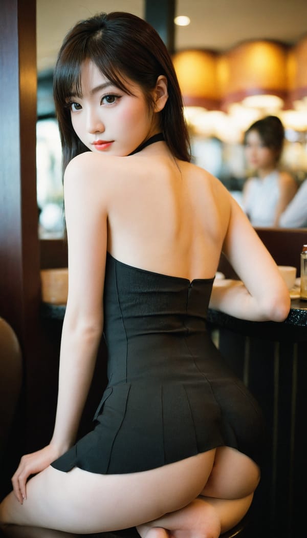 Tags: 21872187, SDXL
{"3": {"inputs": {"seed": 996163751895490, "steps": 32, "cfg": 6.92, "sampler_name": "dpmpp_2m", "scheduler": "karras", "denoise": 1.0, "model": ["27", 0], "positive": ["6", 0], "negative": ["7", 0], "latent_image": ["5", 0]}, "class_type": "KSampler"}, "4": {"inputs": {"ckpt_name": "helloworldxl.safetensors"}, "class_type": "CheckpointLoaderSimple"}, "5": {"inputs": {"width": 768, "height": 1344, "batch_size": 1}, "class_type": "EmptyLatentImage"}, "6": {"inputs": {"text": "25 year old girl, (japanese:1.06), (beautiful eyes:1.12), (slim:1.06), (temptress:1.06), (seductive facial expression:1.07), (pale skin:1.05), (blush:1.11), (eyelashes:1.11), (double eyelids:1.11), (idol:1.04), (sexy lips:1.02), (seductive pose:0.97), (detailed face:1.12), (cute:1.10), (perky ass:1.03), (exposed ass:1.13), (looking back:1.03), (sexy ass:1.11), (thigh gap:0.95), (wearing a little black dress:1.04) at a fine dining restaurant, (soft lighting:1.01), (portra:1.09), (candid cinema:1.00), (textured skin:1.06), (detailed skin:1.08), (RAW:1.09), (skin fuzz:1.02), (film:1.06), (natural looking skin:1.07)", "clip": ["27", 1]}, "class_type": "CLIPTextEncode"}, "7": {"inputs": {"text": "(low resolution:1.06), (watermark:1.07), (distorted:1.05), (bad hands:1.05), (twisted:1.12), (open mouth:1.13), (worst quality:1.07)", "clip": ["27", 1]}, "class_type": "CLIPTextEncode"}, "8": {"inputs": {"samples": ["3", 0], "vae": ["4", 2]}, "class_type": "VAEDecode"}, "25": {"inputs": {"lora_name": "nudify_xl.safetensors", "strength_model": 0.22, "strength_clip": 0.22, "model": ["4", 0], "clip": ["4", 1]}, "class_type": "LoraLoader"}, "26": {"inputs": {"lora_name": "shirtlift_SDXL_v2.safetensors", "strength_model": 0.04, "strength_clip": 0.02, "model": ["25", 0], "clip": ["25", 1]}, "class_type": "LoraLoader"}, "27": {"inputs": {"lora_name": "PerfectEyesXL.safetensors", "strength_model": 0.05, "strength_clip": 0.19, "model": ["26", 0], "clip": ["26", 1]}, "class_type": "LoraLoader"}, "30": {"inputs": {"model_name": "4x_NMKD-Superscale-SP_178000_G.pth"}, "class_type": "UpscaleModelLoader"}, "31": {"inputs": {"upscale_model": ["30", 0], "image": ["8", 0]}, "class_type": "ImageUpscaleWithModel"}, "32": {"inputs": {"upscale_method": "lanczos", "scale_by": 0.5, "image": ["31", 0]}, "class_type": "ImageScaleBy"}, "33": {"inputs": {"pixels": ["32", 0], "vae": ["4", 2]}, "class_type": "VAEEncode"}, "34": {"inputs": {"seed": 996163751895490, "steps": 32, "cfg": 6.92, "sampler_name": "dpmpp_2m", "scheduler": "karras", "denoise": 0.3, "model": ["27", 0], "positive": ["6", 0], "negative": ["7", 0], "latent_image": ["33", 0]}, "class_type": "KSampler"}, "36": {"inputs": {"samples": ["34", 0], "vae": ["4", 2]}, "class_type": "VAEDecode"}, "39": {"inputs": {"filename_prefix": "comfyapi-1735260519549", "images": ["36", 0]}, "class_type": "SaveImage"}}