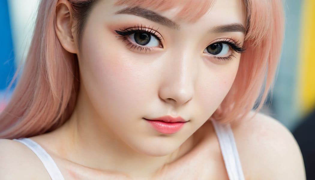 Tags: 21872187, SDXL
{"3": {"inputs": {"seed": 753607465187153, "steps": 64, "cfg": 7.58, "sampler_name": "dpmpp_2m", "scheduler": "karras", "denoise": 1.0, "model": ["27", 0], "positive": ["6", 0], "negative": ["7", 0], "latent_image": ["5", 0]}, "class_type": "KSampler"}, "4": {"inputs": {"ckpt_name": "juggernautXL_v8Rundiffusion.safetensors"}, "class_type": "CheckpointLoaderSimple"}, "5": {"inputs": {"width": 1344, "height": 768, "batch_size": 1}, "class_type": "EmptyLatentImage"}, "6": {"inputs": {"text": "28 year old girl, (irish:1.07), (taiwanese:0.97), (russian:1.04), (idol:0.97), (double eyelids:1.09), (pale skin:0.97), (detailed face:1.03), (blush:1.08), (seductive facial expression:1.03), (temptress:1.09), (sexy lips:1.04), (cute:1.09), (eyelashes:1.00), (slim:1.12), (seductive pose:1.06), (beautiful eyes:0.95), (in a seductive pose:0.96), (large perky breasts:1.13), (cleavage:1.01), (thigh gap:1.13), (in a cosplay:0.96) at comiket posing for camera, (soft lighting:1.00), (textured skin:1.09), (film:1.00), (RAW:1.03), (portra:1.07), (detailed skin:1.00), (candid cinema:1.09), (natural looking skin:1.04), (skin fuzz:1.07)", "clip": ["27", 1]}, "class_type": "CLIPTextEncode"}, "7": {"inputs": {"text": "(distorted:1.09), (bad hands:1.09), (worst quality:1.05), (low resolution:1.11), (watermark:1.10), (twisted:1.13), (open mouth:1.13)", "clip": ["27", 1]}, "class_type": "CLIPTextEncode"}, "8": {"inputs": {"samples": ["3", 0], "vae": ["4", 2]}, "class_type": "VAEDecode"}, "25": {"inputs": {"lora_name": "nudify_xl.safetensors", "strength_model": 0.1, "strength_clip": 0.31, "model": ["4", 0], "clip": ["4", 1]}, "class_type": "LoraLoader"}, "26": {"inputs": {"lora_name": "shirtlift_SDXL_v2.safetensors", "strength_model": 0.09, "strength_clip": 0.05, "model": ["25", 0], "clip": ["25", 1]}, "class_type": "LoraLoader"}, "27": {"inputs": {"lora_name": "PerfectEyesXL.safetensors", "strength_model": 0.1, "strength_clip": 0.07, "model": ["26", 0], "clip": ["26", 1]}, "class_type": "LoraLoader"}, "30": {"inputs": {"model_name": "4x_NMKD-Superscale-SP_178000_G.pth"}, "class_type": "UpscaleModelLoader"}, "31": {"inputs": {"upscale_model": ["30", 0], "image": ["8", 0]}, "class_type": "ImageUpscaleWithModel"}, "32": {"inputs": {"upscale_method": "lanczos", "scale_by": 0.5, "image": ["31", 0]}, "class_type": "ImageScaleBy"}, "33": {"inputs": {"pixels": ["32", 0], "vae": ["4", 2]}, "class_type": "VAEEncode"}, "34": {"inputs": {"seed": 753607465187153, "steps": 64, "cfg": 7.58, "sampler_name": "dpmpp_2m", "scheduler": "karras", "denoise": 0.3, "model": ["27", 0], "positive": ["6", 0], "negative": ["7", 0], "latent_image": ["33", 0]}, "class_type": "KSampler"}, "36": {"inputs": {"samples": ["34", 0], "vae": ["4", 2]}, "class_type": "VAEDecode"}, "39": {"inputs": {"filename_prefix": "comfyapi-1707859760173", "images": ["36", 0]}, "class_type": "SaveImage"}}