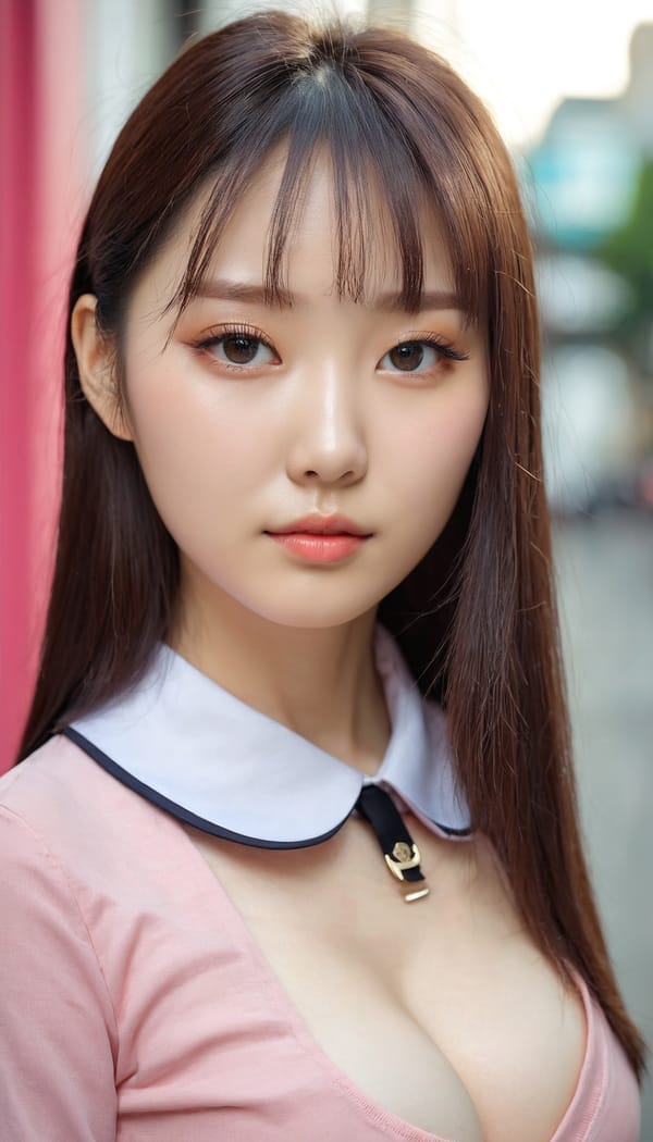 Tags: 21872187, SDXL
{"3": {"inputs": {"seed": 715208660231086, "steps": 64, "cfg": 7.13, "sampler_name": "dpmpp_2m", "scheduler": "karras", "denoise": 1.0, "model": ["27", 0], "positive": ["6", 0], "negative": ["7", 0], "latent_image": ["5", 0]}, "class_type": "KSampler"}, "4": {"inputs": {"ckpt_name": "juggernautxl.safetensors"}, "class_type": "CheckpointLoaderSimple"}, "5": {"inputs": {"width": 768, "height": 1344, "batch_size": 1}, "class_type": "EmptyLatentImage"}, "6": {"inputs": {"text": "28 year old girl, (korean:1.05), (russian:0.98), (seductive pose:0.95), (sexy lips:0.95), (seductive facial expression:1.02), (pale skin:1.10), (eyelashes:1.09), (idol:1.05), (double eyelids:1.13), (blush:1.07), (temptress:1.02), (slim:0.95), (beautiful eyes:1.03), (cute:1.13), (in a seductive pose:1.03), (large perky breasts:0.98), (cleavage:1.10), (thigh gap:1.09), (school uniform:1.12), choker, busy street, (soft lighting:1.03), (textured skin:1.05), (RAW:1.01), (skin fuzz:1.03), (portra:1.08), (candid cinema:1.04), (natural looking skin:1.03), (detailed skin:1.06), (film:1.06)", "clip": ["27", 1]}, "class_type": "CLIPTextEncode"}, "7": {"inputs": {"text": "(low resolution:1.05), (worst quality:1.06), (watermark:1.13), (twisted:1.09), (bad hands:1.05), (distorted:1.08), (open mouth:1.13)", "clip": ["27", 1]}, "class_type": "CLIPTextEncode"}, "8": {"inputs": {"samples": ["3", 0], "vae": ["4", 2]}, "class_type": "VAEDecode"}, "25": {"inputs": {"lora_name": "nudify_xl.safetensors", "strength_model": 0.36, "strength_clip": 0.08, "model": ["4", 0], "clip": ["4", 1]}, "class_type": "LoraLoader"}, "26": {"inputs": {"lora_name": "shirtlift_SDXL_v2.safetensors", "strength_model": 0.13, "strength_clip": 0.02, "model": ["25", 0], "clip": ["25", 1]}, "class_type": "LoraLoader"}, "27": {"inputs": {"lora_name": "PerfectEyesXL.safetensors", "strength_model": 0.0, "strength_clip": 0.04, "model": ["26", 0], "clip": ["26", 1]}, "class_type": "LoraLoader"}, "30": {"inputs": {"model_name": "4x_NMKD-Superscale-SP_178000_G.pth"}, "class_type": "UpscaleModelLoader"}, "31": {"inputs": {"upscale_model": ["30", 0], "image": ["8", 0]}, "class_type": "ImageUpscaleWithModel"}, "32": {"inputs": {"upscale_method": "lanczos", "scale_by": 0.5, "image": ["31", 0]}, "class_type": "ImageScaleBy"}, "33": {"inputs": {"pixels": ["32", 0], "vae": ["4", 2]}, "class_type": "VAEEncode"}, "34": {"inputs": {"seed": 715208660231086, "steps": 64, "cfg": 7.13, "sampler_name": "dpmpp_2m", "scheduler": "karras", "denoise": 0.3, "model": ["27", 0], "positive": ["6", 0], "negative": ["7", 0], "latent_image": ["33", 0]}, "class_type": "KSampler"}, "36": {"inputs": {"samples": ["34", 0], "vae": ["4", 2]}, "class_type": "VAEDecode"}, "39": {"inputs": {"filename_prefix": "comfyapi-1714969629565", "images": ["36", 0]}, "class_type": "SaveImage"}}