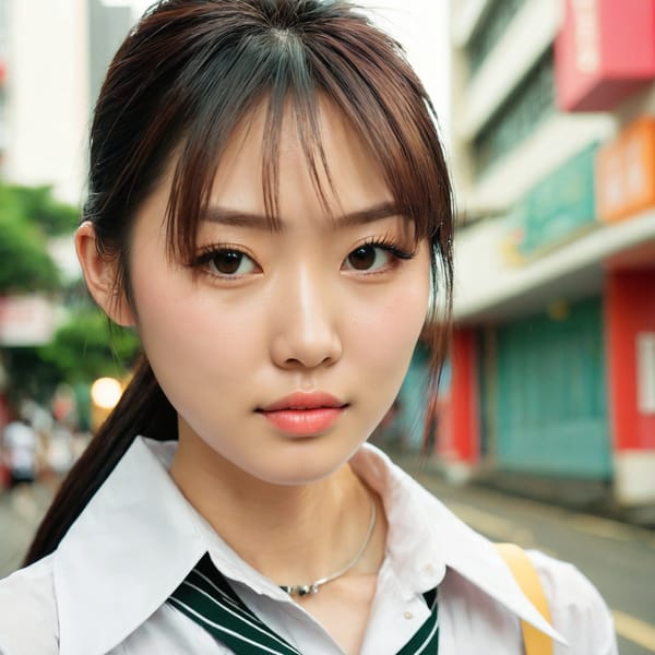 Tags: 21872187, SDXL
{"3": {"inputs": {"seed": 893948961446620, "steps": 64, "cfg": 7.7, "sampler_name": "dpmpp_2m", "scheduler": "karras", "denoise": 1.0, "model": ["27", 0], "positive": ["6", 0], "negative": ["7", 0], "latent_image": ["5", 0]}, "class_type": "KSampler"}, "4": {"inputs": {"ckpt_name": "juggernautxl.safetensors"}, "class_type": "CheckpointLoaderSimple"}, "5": {"inputs": {"width": 1024, "height": 1024, "batch_size": 1}, "class_type": "EmptyLatentImage"}, "6": {"inputs": {"text": "26 year old girl, (taiwanese:1.04), (irish:1.08), (sexy lips:1.13), (seductive facial expression:0.99), (beautiful eyes:1.11), (slim:1.14), (seductive pose:1.13), (temptress:1.04), (pale skin:1.01), (idol:1.09), (cute:0.99), (blush:1.05), (detailed face:0.97), (eyelashes:1.02), (on all fours:0.97), (spreading ass cheeks:1.03), (from behind:1.14), (backboob:1.03), (school uniform:1.11), choker, busy street, (film:1.02), (detailed skin:1.02), (natural looking skin:1.02), (textured skin:1.03), (soft lighting:1.06), (RAW:1.06), (skin fuzz:1.09), (portra:1.08), (candid cinema:1.00)", "clip": ["27", 1]}, "class_type": "CLIPTextEncode"}, "7": {"inputs": {"text": "(worst quality:1.10), (twisted:1.07), (distorted:1.10), (watermark:1.12), (bad hands:1.09), (low resolution:1.13), (open mouth:1.11)", "clip": ["27", 1]}, "class_type": "CLIPTextEncode"}, "8": {"inputs": {"samples": ["3", 0], "vae": ["4", 2]}, "class_type": "VAEDecode"}, "25": {"inputs": {"lora_name": "nudify_xl.safetensors", "strength_model": 0.14, "strength_clip": 0.03, "model": ["4", 0], "clip": ["4", 1]}, "class_type": "LoraLoader"}, "26": {"inputs": {"lora_name": "shirtlift_SDXL_v2.safetensors", "strength_model": 0.04, "strength_clip": 0.05, "model": ["25", 0], "clip": ["25", 1]}, "class_type": "LoraLoader"}, "27": {"inputs": {"lora_name": "PerfectEyesXL.safetensors", "strength_model": 0.15, "strength_clip": 0.15, "model": ["26", 0], "clip": ["26", 1]}, "class_type": "LoraLoader"}, "30": {"inputs": {"model_name": "4x_NMKD-Superscale-SP_178000_G.pth"}, "class_type": "UpscaleModelLoader"}, "31": {"inputs": {"upscale_model": ["30", 0], "image": ["8", 0]}, "class_type": "ImageUpscaleWithModel"}, "32": {"inputs": {"upscale_method": "lanczos", "scale_by": 0.5, "image": ["31", 0]}, "class_type": "ImageScaleBy"}, "33": {"inputs": {"pixels": ["32", 0], "vae": ["4", 2]}, "class_type": "VAEEncode"}, "34": {"inputs": {"seed": 893948961446620, "steps": 64, "cfg": 7.7, "sampler_name": "dpmpp_2m", "scheduler": "karras", "denoise": 0.3, "model": ["27", 0], "positive": ["6", 0], "negative": ["7", 0], "latent_image": ["33", 0]}, "class_type": "KSampler"}, "36": {"inputs": {"samples": ["34", 0], "vae": ["4", 2]}, "class_type": "VAEDecode"}, "39": {"inputs": {"filename_prefix": "comfyapi-1731345396082", "images": ["36", 0]}, "class_type": "SaveImage"}}