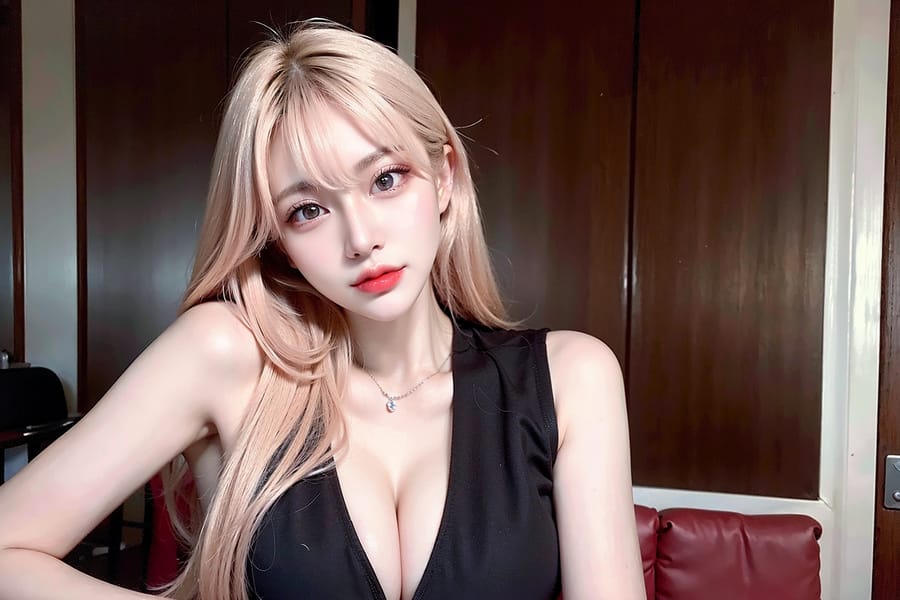 Tags: 21872187
<lora:koreanDollLikeness:0.74>, <lora:taiwanDollLikeness_v20:0.44>, <lora:YaeMiko_Test:0.60>, (russian:1.05), (waitress wearing uniform:1.00), restaurant, (seductive pose:1.12), extremely detailed eyes, extremely detailed face, cute, (photorealistic:1.11), sexy lips, seductive smile, double eyelids, eyelashes, pale skin, perky breasts, textured skin, 4K, sharp, hyper realistic, tall, (long slim legs:0.98), (thigh gap:0.99), 1girl, (stunningly attractive:1.17)
Negative prompt: sketches, paintings, anime, (low quality:2.25), (worst quality:2.02)
Steps: 64, Sampler: DPM++ 2M Karras, CFG scale: 7.36, Seed: 1813151789, Size: 768x512, Model hash: fc2511737a, Model: chilloutmix_NiPrunedFp32Fix, Seed resize from: -1x-1, Denoising strength: 0.4, Version: v1.2.1, Hires upscale: 2.0, Hires steps: 16, Hires upscaler: ESRGAN_4x