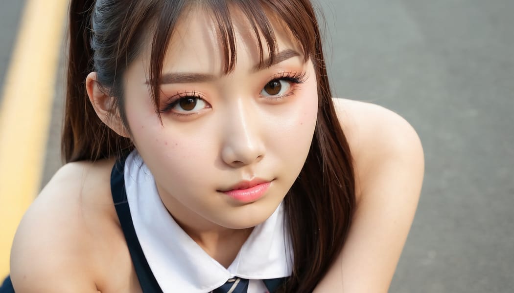 Tags: 21872187, SDXL
{"3": {"inputs": {"seed": 264034051885061, "steps": 32, "cfg": 7.98, "sampler_name": "dpmpp_2m", "scheduler": "karras", "denoise": 1.0, "model": ["27", 0], "positive": ["6", 0], "negative": ["7", 0], "latent_image": ["5", 0]}, "class_type": "KSampler"}, "4": {"inputs": {"ckpt_name": "juggernautxl.safetensors"}, "class_type": "CheckpointLoaderSimple"}, "5": {"inputs": {"width": 1344, "height": 768, "batch_size": 1}, "class_type": "EmptyLatentImage"}, "6": {"inputs": {"text": "26 year old girl, (temptress:1.01), (seductive pose:1.06), (cute:1.08), (eyelashes:1.10), (detailed face:0.97), (double eyelids:1.09), (blush:1.10), (slim:1.11), (sexy lips:0.96), (beautiful eyes:1.13), (idol:1.06), (seductive facial expression:0.98), (on all fours:0.95), (spreading ass cheeks:1.00), (from behind:1.04), (backboob:1.00), (school uniform:1.14), choker, busy street, (candid cinema:1.00), (natural looking skin:1.07), (soft lighting:1.02), (detailed skin:1.01), (RAW:1.07), (portra:1.06), (film:1.05), (textured skin:1.09), (skin fuzz:1.05)", "clip": ["27", 1]}, "class_type": "CLIPTextEncode"}, "7": {"inputs": {"text": "(worst quality:1.08), (distorted:1.12), (watermark:1.10), (open mouth:1.11), (low resolution:1.08), (bad hands:1.13), (twisted:1.08)", "clip": ["27", 1]}, "class_type": "CLIPTextEncode"}, "8": {"inputs": {"samples": ["3", 0], "vae": ["4", 2]}, "class_type": "VAEDecode"}, "25": {"inputs": {"lora_name": "nudify_xl.safetensors", "strength_model": 0.07, "strength_clip": 0.27, "model": ["4", 0], "clip": ["4", 1]}, "class_type": "LoraLoader"}, "26": {"inputs": {"lora_name": "shirtlift_SDXL_v2.safetensors", "strength_model": 0.19, "strength_clip": 0.14, "model": ["25", 0], "clip": ["25", 1]}, "class_type": "LoraLoader"}, "27": {"inputs": {"lora_name": "PerfectEyesXL.safetensors", "strength_model": 0.1, "strength_clip": 0.04, "model": ["26", 0], "clip": ["26", 1]}, "class_type": "LoraLoader"}, "30": {"inputs": {"model_name": "4x_NMKD-Superscale-SP_178000_G.pth"}, "class_type": "UpscaleModelLoader"}, "31": {"inputs": {"upscale_model": ["30", 0], "image": ["8", 0]}, "class_type": "ImageUpscaleWithModel"}, "32": {"inputs": {"upscale_method": "lanczos", "scale_by": 0.5, "image": ["31", 0]}, "class_type": "ImageScaleBy"}, "33": {"inputs": {"pixels": ["32", 0], "vae": ["4", 2]}, "class_type": "VAEEncode"}, "34": {"inputs": {"seed": 264034051885061, "steps": 32, "cfg": 7.98, "sampler_name": "dpmpp_2m", "scheduler": "karras", "denoise": 0.3, "model": ["27", 0], "positive": ["6", 0], "negative": ["7", 0], "latent_image": ["33", 0]}, "class_type": "KSampler"}, "36": {"inputs": {"samples": ["34", 0], "vae": ["4", 2]}, "class_type": "VAEDecode"}, "39": {"inputs": {"filename_prefix": "comfyapi-1725412281151", "images": ["36", 0]}, "class_type": "SaveImage"}}