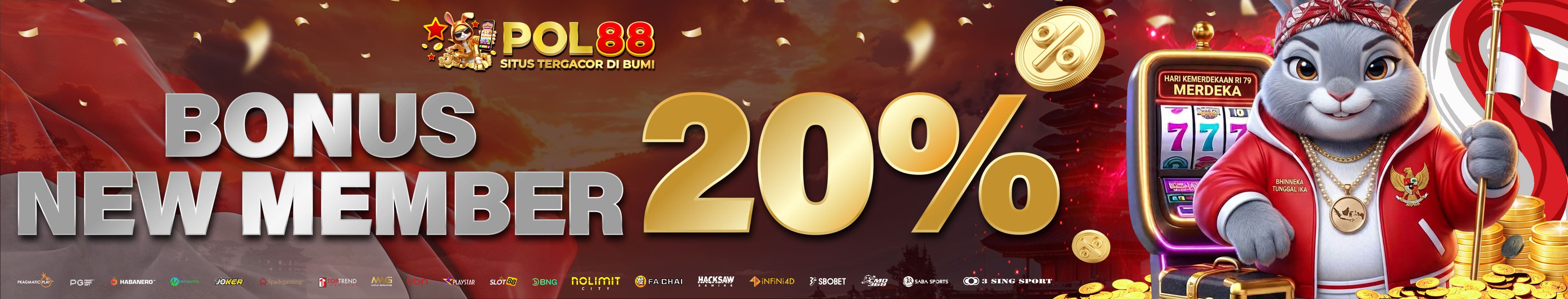 BONUS NEW MEMBER 20%