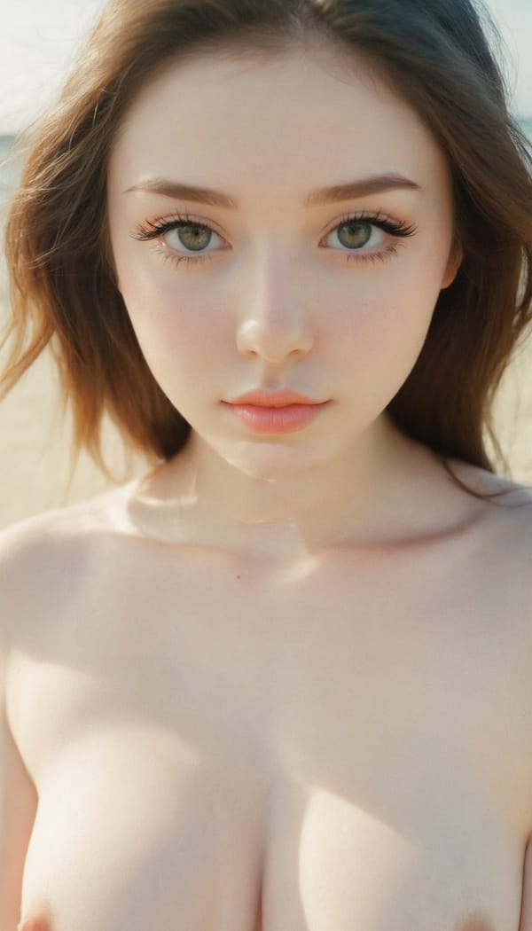 Tags: 21872187, SDXL
{"3": {"inputs": {"seed": 936434599861359, "steps": 32, "cfg": 5.35, "sampler_name": "dpmpp_2m", "scheduler": "karras", "denoise": 1.0, "model": ["27", 0], "positive": ["6", 0], "negative": ["7", 0], "latent_image": ["5", 0]}, "class_type": "KSampler"}, "4": {"inputs": {"ckpt_name": "juggernautxl.safetensors"}, "class_type": "CheckpointLoaderSimple"}, "5": {"inputs": {"width": 768, "height": 1344, "batch_size": 1}, "class_type": "EmptyLatentImage"}, "6": {"inputs": {"text": "19 year old girl, (cute:1.11), (pale skin:1.09), (double eyelids:1.13), (blush:1.01), (eyelashes:1.08), (temptress:1.13), (slim:1.13), (sexy lips:1.03), (seductive facial expression:0.99), (beautiful eyes:1.04), (in a seductive pose:1.04), (large perky breasts:0.99), (cleavage:1.01), (thigh gap:1.13), strolling (nude:1.10) at a beach, (RAW:1.02), (film:1.09), (soft lighting:1.04), (portra:1.08), (natural looking skin:1.03), (skin fuzz:1.09), (textured skin:1.04), (detailed skin:1.06), (candid cinema:1.07)", "clip": ["27", 1]}, "class_type": "CLIPTextEncode"}, "7": {"inputs": {"text": "(open mouth:1.12), (distorted:1.10), (twisted:1.06), (watermark:1.10), (bad hands:1.09), (low resolution:1.14)", "clip": ["27", 1]}, "class_type": "CLIPTextEncode"}, "8": {"inputs": {"samples": ["3", 0], "vae": ["4", 2]}, "class_type": "VAEDecode"}, "25": {"inputs": {"lora_name": "nudify_xl.safetensors", "strength_model": 0.35, "strength_clip": 0.26, "model": ["4", 0], "clip": ["4", 1]}, "class_type": "LoraLoader"}, "26": {"inputs": {"lora_name": "shirtlift_SDXL_v2.safetensors", "strength_model": 0.07, "strength_clip": 0.02, "model": ["25", 0], "clip": ["25", 1]}, "class_type": "LoraLoader"}, "27": {"inputs": {"lora_name": "PerfectEyesXL.safetensors", "strength_model": 0.13, "strength_clip": 0.15, "model": ["26", 0], "clip": ["26", 1]}, "class_type": "LoraLoader"}, "30": {"inputs": {"model_name": "4x_NMKD-Superscale-SP_178000_G.pth"}, "class_type": "UpscaleModelLoader"}, "31": {"inputs": {"upscale_model": ["30", 0], "image": ["8", 0]}, "class_type": "ImageUpscaleWithModel"}, "32": {"inputs": {"upscale_method": "lanczos", "scale_by": 0.5, "image": ["31", 0]}, "class_type": "ImageScaleBy"}, "33": {"inputs": {"pixels": ["32", 0], "vae": ["4", 2]}, "class_type": "VAEEncode"}, "34": {"inputs": {"seed": 936434599861359, "steps": 32, "cfg": 5.35, "sampler_name": "dpmpp_2m", "scheduler": "karras", "denoise": 0.3, "model": ["27", 0], "positive": ["6", 0], "negative": ["7", 0], "latent_image": ["33", 0]}, "class_type": "KSampler"}, "36": {"inputs": {"samples": ["34", 0], "vae": ["4", 2]}, "class_type": "VAEDecode"}, "39": {"inputs": {"filename_prefix": "comfyapi-1728396695693", "images": ["36", 0]}, "class_type": "SaveImage"}}