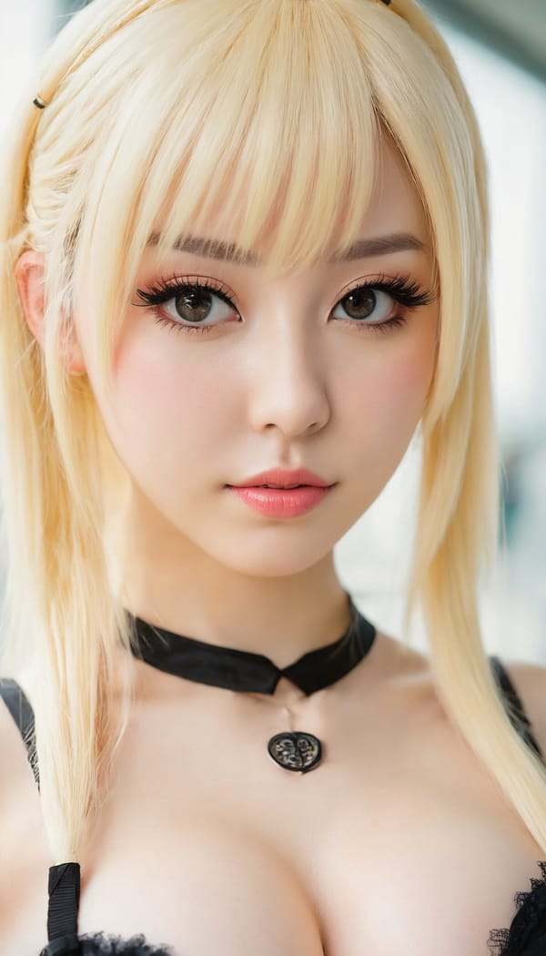 Tags: 21872187, SDXL
{"3": {"inputs": {"seed": 404761494931963, "steps": 32, "cfg": 5.56, "sampler_name": "dpmpp_2m", "scheduler": "karras", "denoise": 1.0, "model": ["27", 0], "positive": ["6", 0], "negative": ["7", 0], "latent_image": ["5", 0]}, "class_type": "KSampler"}, "4": {"inputs": {"ckpt_name": "juggernautxl.safetensors"}, "class_type": "CheckpointLoaderSimple"}, "5": {"inputs": {"width": 768, "height": 1344, "batch_size": 1}, "class_type": "EmptyLatentImage"}, "6": {"inputs": {"text": "28 year old girl, (cute:1.06), (beautiful eyes:1.06), (sexy lips:1.11), (pale skin:0.95), (detailed face:1.10), (eyelashes:0.98), (idol:1.07), (slim:1.10), (blush:1.11), (seductive facial expression:1.06), (seductive pose:1.06), (double eyelids:1.04), (temptress:1.08), (in a seductive pose:0.98), (large perky breasts:1.05), (cleavage:1.08), (thigh gap:1.09), (in a cosplay:1.04) at comiket posing for camera, (skin fuzz:1.05), (detailed skin:1.05), (RAW:1.00), (natural looking skin:1.06), (candid cinema:1.02), (portra:1.04), (film:1.02), (textured skin:1.01), (soft lighting:1.06)", "clip": ["27", 1]}, "class_type": "CLIPTextEncode"}, "7": {"inputs": {"text": "(low resolution:1.06), (watermark:1.11), (distorted:1.11), (open mouth:1.05), (twisted:1.08), (bad hands:1.08), (worst quality:1.13)", "clip": ["27", 1]}, "class_type": "CLIPTextEncode"}, "8": {"inputs": {"samples": ["3", 0], "vae": ["4", 2]}, "class_type": "VAEDecode"}, "25": {"inputs": {"lora_name": "nudify_xl.safetensors", "strength_model": 0.18, "strength_clip": 0.0, "model": ["4", 0], "clip": ["4", 1]}, "class_type": "LoraLoader"}, "26": {"inputs": {"lora_name": "shirtlift_SDXL_v2.safetensors", "strength_model": 0.04, "strength_clip": 0.03, "model": ["25", 0], "clip": ["25", 1]}, "class_type": "LoraLoader"}, "27": {"inputs": {"lora_name": "PerfectEyesXL.safetensors", "strength_model": 0.14, "strength_clip": 0.09, "model": ["26", 0], "clip": ["26", 1]}, "class_type": "LoraLoader"}, "30": {"inputs": {"model_name": "4x_NMKD-Superscale-SP_178000_G.pth"}, "class_type": "UpscaleModelLoader"}, "31": {"inputs": {"upscale_model": ["30", 0], "image": ["8", 0]}, "class_type": "ImageUpscaleWithModel"}, "32": {"inputs": {"upscale_method": "lanczos", "scale_by": 0.5, "image": ["31", 0]}, "class_type": "ImageScaleBy"}, "33": {"inputs": {"pixels": ["32", 0], "vae": ["4", 2]}, "class_type": "VAEEncode"}, "34": {"inputs": {"seed": 404761494931963, "steps": 32, "cfg": 5.56, "sampler_name": "dpmpp_2m", "scheduler": "karras", "denoise": 0.3, "model": ["27", 0], "positive": ["6", 0], "negative": ["7", 0], "latent_image": ["33", 0]}, "class_type": "KSampler"}, "36": {"inputs": {"samples": ["34", 0], "vae": ["4", 2]}, "class_type": "VAEDecode"}, "39": {"inputs": {"filename_prefix": "comfyapi-1723695471877", "images": ["36", 0]}, "class_type": "SaveImage"}}