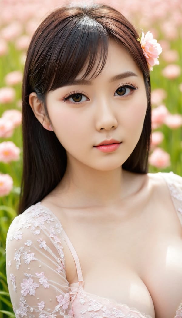 Tags: 21872187, SDXL
{"3": {"inputs": {"seed": 409743167066167, "steps": 32, "cfg": 7.43, "sampler_name": "dpmpp_2m", "scheduler": "karras", "denoise": 1.0, "model": ["27", 0], "positive": ["6", 0], "negative": ["7", 0], "latent_image": ["5", 0]}, "class_type": "KSampler"}, "4": {"inputs": {"ckpt_name": "juggernautXL_v8Rundiffusion.safetensors"}, "class_type": "CheckpointLoaderSimple"}, "5": {"inputs": {"width": 768, "height": 1344, "batch_size": 1}, "class_type": "EmptyLatentImage"}, "6": {"inputs": {"text": "23 year old girl, (taiwanese:1.12), (japanese:1.11), (ukrainian:1.10), (cute:1.06), (seductive pose:1.07), (eyelashes:1.06), (temptress:0.96), (idol:1.02), (slim:1.02), (pale skin:1.04), (detailed face:1.14), (blush:1.04), (sexy lips:1.01), (seductive facial expression:0.95), (double eyelids:1.13), (beautiful eyes:1.13), (in a seductive pose:1.07), (large perky breasts:1.09), (cleavage:1.09), (thigh gap:1.01), wearing (translucent clothes:0.97) on a flower field, (natural looking skin:1.05), (skin fuzz:1.03), (RAW:1.08), (candid cinema:1.04), (detailed skin:1.01), (textured skin:1.01), (soft lighting:1.09), (film:1.09), (portra:1.06)", "clip": ["27", 1]}, "class_type": "CLIPTextEncode"}, "7": {"inputs": {"text": "(twisted:1.13), (bad hands:1.06), (watermark:1.13), (distorted:1.09), (worst quality:1.09), (low resolution:1.12), (open mouth:1.10)", "clip": ["27", 1]}, "class_type": "CLIPTextEncode"}, "8": {"inputs": {"samples": ["3", 0], "vae": ["4", 2]}, "class_type": "VAEDecode"}, "25": {"inputs": {"lora_name": "nudify_xl.safetensors", "strength_model": 0.34, "strength_clip": 0.24, "model": ["4", 0], "clip": ["4", 1]}, "class_type": "LoraLoader"}, "26": {"inputs": {"lora_name": "shirtlift_SDXL_v2.safetensors", "strength_model": 0.07, "strength_clip": 0.02, "model": ["25", 0], "clip": ["25", 1]}, "class_type": "LoraLoader"}, "27": {"inputs": {"lora_name": "PerfectEyesXL.safetensors", "strength_model": 0.19, "strength_clip": 0.06, "model": ["26", 0], "clip": ["26", 1]}, "class_type": "LoraLoader"}, "30": {"inputs": {"model_name": "4x_NMKD-Superscale-SP_178000_G.pth"}, "class_type": "UpscaleModelLoader"}, "31": {"inputs": {"upscale_model": ["30", 0], "image": ["8", 0]}, "class_type": "ImageUpscaleWithModel"}, "32": {"inputs": {"upscale_method": "lanczos", "scale_by": 0.5, "image": ["31", 0]}, "class_type": "ImageScaleBy"}, "33": {"inputs": {"pixels": ["32", 0], "vae": ["4", 2]}, "class_type": "VAEEncode"}, "34": {"inputs": {"seed": 409743167066167, "steps": 32, "cfg": 7.43, "sampler_name": "dpmpp_2m", "scheduler": "karras", "denoise": 0.3, "model": ["27", 0], "positive": ["6", 0], "negative": ["7", 0], "latent_image": ["33", 0]}, "class_type": "KSampler"}, "36": {"inputs": {"samples": ["34", 0], "vae": ["4", 2]}, "class_type": "VAEDecode"}, "39": {"inputs": {"filename_prefix": "comfyapi-1707534046112", "images": ["36", 0]}, "class_type": "SaveImage"}}