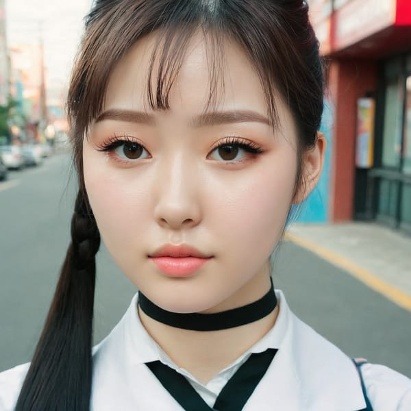 Tags: 21872187, SDXL
{"3": {"inputs": {"seed": 865145484930844, "steps": 64, "cfg": 6.78, "sampler_name": "dpmpp_2m", "scheduler": "karras", "denoise": 1.0, "model": ["27", 0], "positive": ["6", 0], "negative": ["7", 0], "latent_image": ["5", 0]}, "class_type": "KSampler"}, "4": {"inputs": {"ckpt_name": "juggernautxl.safetensors"}, "class_type": "CheckpointLoaderSimple"}, "5": {"inputs": {"width": 1024, "height": 1024, "batch_size": 1}, "class_type": "EmptyLatentImage"}, "6": {"inputs": {"text": "25 year old girl, (russian:1.14), (korean:0.99), (double eyelids:1.12), (cute:1.03), (eyelashes:0.97), (pale skin:1.09), (seductive pose:1.06), (seductive facial expression:1.04), (idol:1.00), (blush:1.11), (slim:1.02), (detailed face:1.13), (temptress:1.06), (sexy lips:0.98), (beautiful eyes:1.09), (perky ass:1.08), (exposed ass:1.08), (looking back:0.99), (sexy ass:0.97), (thigh gap:1.00), (school uniform:1.08), choker, busy street, (natural looking skin:1.04), (detailed skin:1.03), (film:1.06), (portra:1.08), (RAW:1.02), (textured skin:1.07), (skin fuzz:1.06), (soft lighting:1.03), (candid cinema:1.09)", "clip": ["27", 1]}, "class_type": "CLIPTextEncode"}, "7": {"inputs": {"text": "(low resolution:1.08), (watermark:1.07), (open mouth:1.12), (bad hands:1.13), (worst quality:1.12), (distorted:1.12), (twisted:1.14)", "clip": ["27", 1]}, "class_type": "CLIPTextEncode"}, "8": {"inputs": {"samples": ["3", 0], "vae": ["4", 2]}, "class_type": "VAEDecode"}, "25": {"inputs": {"lora_name": "nudify_xl.safetensors", "strength_model": 0.13, "strength_clip": 0.37, "model": ["4", 0], "clip": ["4", 1]}, "class_type": "LoraLoader"}, "26": {"inputs": {"lora_name": "shirtlift_SDXL_v2.safetensors", "strength_model": 0.15, "strength_clip": 0.17, "model": ["25", 0], "clip": ["25", 1]}, "class_type": "LoraLoader"}, "27": {"inputs": {"lora_name": "PerfectEyesXL.safetensors", "strength_model": 0.1, "strength_clip": 0.18, "model": ["26", 0], "clip": ["26", 1]}, "class_type": "LoraLoader"}, "30": {"inputs": {"model_name": "4x_NMKD-Superscale-SP_178000_G.pth"}, "class_type": "UpscaleModelLoader"}, "31": {"inputs": {"upscale_model": ["30", 0], "image": ["8", 0]}, "class_type": "ImageUpscaleWithModel"}, "32": {"inputs": {"upscale_method": "lanczos", "scale_by": 0.5, "image": ["31", 0]}, "class_type": "ImageScaleBy"}, "33": {"inputs": {"pixels": ["32", 0], "vae": ["4", 2]}, "class_type": "VAEEncode"}, "34": {"inputs": {"seed": 865145484930844, "steps": 64, "cfg": 6.78, "sampler_name": "dpmpp_2m", "scheduler": "karras", "denoise": 0.3, "model": ["27", 0], "positive": ["6", 0], "negative": ["7", 0], "latent_image": ["33", 0]}, "class_type": "KSampler"}, "36": {"inputs": {"samples": ["34", 0], "vae": ["4", 2]}, "class_type": "VAEDecode"}, "39": {"inputs": {"filename_prefix": "comfyapi-1725099373672", "images": ["36", 0]}, "class_type": "SaveImage"}}