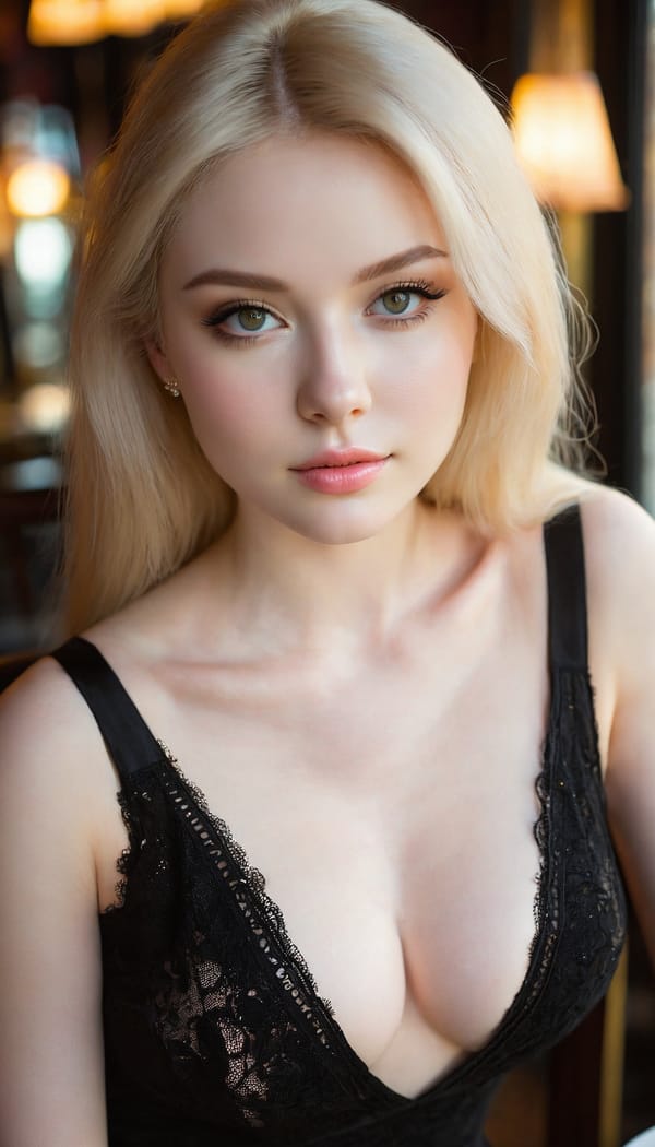 Tags: 21872187, SDXL
{"3": {"inputs": {"seed": 245389234126348, "steps": 64, "cfg": 7.05, "sampler_name": "dpmpp_2m", "scheduler": "karras", "denoise": 1.0, "model": ["27", 0], "positive": ["6", 0], "negative": ["7", 0], "latent_image": ["5", 0]}, "class_type": "KSampler"}, "4": {"inputs": {"ckpt_name": "juggernautxl.safetensors"}, "class_type": "CheckpointLoaderSimple"}, "5": {"inputs": {"width": 768, "height": 1344, "batch_size": 1}, "class_type": "EmptyLatentImage"}, "6": {"inputs": {"text": "25 year old girl, (ukrainian:1.01), (pale skin:0.99), (cute:1.09), (detailed face:1.08), (sexy lips:0.98), (seductive facial expression:0.97), (seductive pose:1.08), (double eyelids:1.01), (beautiful eyes:1.03), (blush:1.02), (slim:1.03), (temptress:1.07), (idol:1.12), (eyelashes:1.10), (in a seductive pose:1.10), (large perky breasts:1.03), (cleavage:0.96), (thigh gap:0.98), (wearing a little black dress:1.05) at a fine dining restaurant, (soft lighting:1.07), (textured skin:1.09), (skin fuzz:1.02), (portra:1.09), (film:1.03), (candid cinema:1.04), (natural looking skin:1.05), (RAW:1.00), (detailed skin:1.09)", "clip": ["27", 1]}, "class_type": "CLIPTextEncode"}, "7": {"inputs": {"text": "(bad hands:1.11), (low resolution:1.09), (open mouth:1.06), (twisted:1.14), (distorted:1.14), (watermark:1.12), (worst quality:1.05)", "clip": ["27", 1]}, "class_type": "CLIPTextEncode"}, "8": {"inputs": {"samples": ["3", 0], "vae": ["4", 2]}, "class_type": "VAEDecode"}, "25": {"inputs": {"lora_name": "nudify_xl.safetensors", "strength_model": 0.03, "strength_clip": 0.03, "model": ["4", 0], "clip": ["4", 1]}, "class_type": "LoraLoader"}, "26": {"inputs": {"lora_name": "shirtlift_SDXL_v2.safetensors", "strength_model": 0.09, "strength_clip": 0.06, "model": ["25", 0], "clip": ["25", 1]}, "class_type": "LoraLoader"}, "27": {"inputs": {"lora_name": "PerfectEyesXL.safetensors", "strength_model": 0.01, "strength_clip": 0.15, "model": ["26", 0], "clip": ["26", 1]}, "class_type": "LoraLoader"}, "30": {"inputs": {"model_name": "4x_NMKD-Superscale-SP_178000_G.pth"}, "class_type": "UpscaleModelLoader"}, "31": {"inputs": {"upscale_model": ["30", 0], "image": ["8", 0]}, "class_type": "ImageUpscaleWithModel"}, "32": {"inputs": {"upscale_method": "lanczos", "scale_by": 0.5, "image": ["31", 0]}, "class_type": "ImageScaleBy"}, "33": {"inputs": {"pixels": ["32", 0], "vae": ["4", 2]}, "class_type": "VAEEncode"}, "34": {"inputs": {"seed": 245389234126348, "steps": 64, "cfg": 7.05, "sampler_name": "dpmpp_2m", "scheduler": "karras", "denoise": 0.3, "model": ["27", 0], "positive": ["6", 0], "negative": ["7", 0], "latent_image": ["33", 0]}, "class_type": "KSampler"}, "36": {"inputs": {"samples": ["34", 0], "vae": ["4", 2]}, "class_type": "VAEDecode"}, "39": {"inputs": {"filename_prefix": "comfyapi-1734416919072", "images": ["36", 0]}, "class_type": "SaveImage"}}