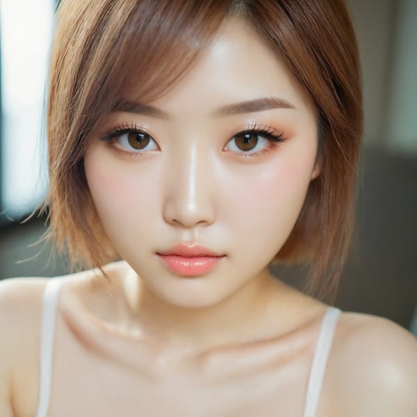 Tags: 21872187, SDXL
{"3": {"inputs": {"seed": 854547478256293, "steps": 32, "cfg": 5.05, "sampler_name": "dpmpp_2m", "scheduler": "karras", "denoise": 1.0, "model": ["27", 0], "positive": ["6", 0], "negative": ["7", 0], "latent_image": ["5", 0]}, "class_type": "KSampler"}, "4": {"inputs": {"ckpt_name": "juggernautxl.safetensors"}, "class_type": "CheckpointLoaderSimple"}, "5": {"inputs": {"width": 1024, "height": 1024, "batch_size": 1}, "class_type": "EmptyLatentImage"}, "6": {"inputs": {"text": "24 year old girl, (korean:0.98), (taiwanese:1.04), (ukrainian:1.03), (blush:1.10), (detailed face:1.06), (beautiful eyes:1.00), (temptress:1.07), (seductive pose:1.07), (double eyelids:1.14), (seductive facial expression:1.10), (idol:0.99), (pale skin:1.14), (sexy lips:1.06), (eyelashes:1.10), (slim:1.08), (in a seductive pose:1.10), (large perky breasts:1.01), (cleavage:1.13), (thigh gap:1.03), (an office lady:1.10), (RAW:1.07), (detailed skin:1.08), (natural looking skin:1.04), (portra:1.03), (soft lighting:1.00), (film:1.09), (candid cinema:1.00), (textured skin:1.03), (skin fuzz:1.06)", "clip": ["27", 1]}, "class_type": "CLIPTextEncode"}, "7": {"inputs": {"text": "(open mouth:1.11), (twisted:1.12), (distorted:1.13), (low resolution:1.13), (bad hands:1.13), (worst quality:1.05), (watermark:1.05)", "clip": ["27", 1]}, "class_type": "CLIPTextEncode"}, "8": {"inputs": {"samples": ["3", 0], "vae": ["4", 2]}, "class_type": "VAEDecode"}, "25": {"inputs": {"lora_name": "nudify_xl.safetensors", "strength_model": 0.01, "strength_clip": 0.31, "model": ["4", 0], "clip": ["4", 1]}, "class_type": "LoraLoader"}, "26": {"inputs": {"lora_name": "shirtlift_SDXL_v2.safetensors", "strength_model": 0.02, "strength_clip": 0.0, "model": ["25", 0], "clip": ["25", 1]}, "class_type": "LoraLoader"}, "27": {"inputs": {"lora_name": "PerfectEyesXL.safetensors", "strength_model": 0.13, "strength_clip": 0.12, "model": ["26", 0], "clip": ["26", 1]}, "class_type": "LoraLoader"}, "30": {"inputs": {"model_name": "4x_NMKD-Superscale-SP_178000_G.pth"}, "class_type": "UpscaleModelLoader"}, "31": {"inputs": {"upscale_model": ["30", 0], "image": ["8", 0]}, "class_type": "ImageUpscaleWithModel"}, "32": {"inputs": {"upscale_method": "lanczos", "scale_by": 0.5, "image": ["31", 0]}, "class_type": "ImageScaleBy"}, "33": {"inputs": {"pixels": ["32", 0], "vae": ["4", 2]}, "class_type": "VAEEncode"}, "34": {"inputs": {"seed": 854547478256293, "steps": 32, "cfg": 5.05, "sampler_name": "dpmpp_2m", "scheduler": "karras", "denoise": 0.3, "model": ["27", 0], "positive": ["6", 0], "negative": ["7", 0], "latent_image": ["33", 0]}, "class_type": "KSampler"}, "36": {"inputs": {"samples": ["34", 0], "vae": ["4", 2]}, "class_type": "VAEDecode"}, "39": {"inputs": {"filename_prefix": "comfyapi-1732112514477", "images": ["36", 0]}, "class_type": "SaveImage"}}