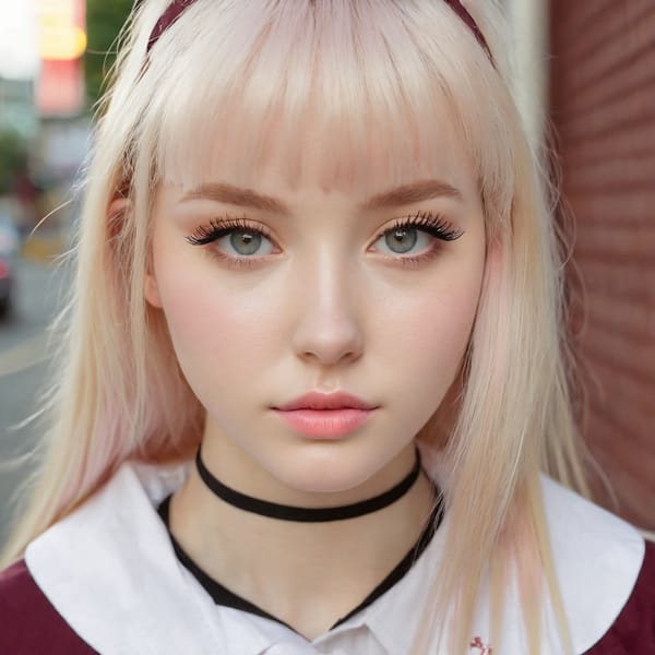 Tags: 21872187, SDXL
{"3": {"inputs": {"seed": 814639201226892, "steps": 32, "cfg": 7.0, "sampler_name": "dpmpp_2m", "scheduler": "karras", "denoise": 1.0, "model": ["27", 0], "positive": ["6", 0], "negative": ["7", 0], "latent_image": ["5", 0]}, "class_type": "KSampler"}, "4": {"inputs": {"ckpt_name": "juggernautxl.safetensors"}, "class_type": "CheckpointLoaderSimple"}, "5": {"inputs": {"width": 1024, "height": 1024, "batch_size": 1}, "class_type": "EmptyLatentImage"}, "6": {"inputs": {"text": "22 year old girl, (sexy lips:1.13), (beautiful eyes:1.02), (pale skin:0.99), (detailed face:1.10), (eyelashes:1.06), (slim:1.13), (temptress:0.99), (cute:0.99), (blush:1.13), (seductive pose:1.10), (double eyelids:1.09), (seductive facial expression:1.02), (in a seductive pose:0.98), (large perky breasts:1.10), (cleavage:1.13), (thigh gap:0.98), (school uniform:1.01), choker, busy street, (natural looking skin:1.07), (textured skin:1.08), (soft lighting:1.08), (skin fuzz:1.07), (portra:1.03), (RAW:1.07), (detailed skin:1.05), (candid cinema:1.09)", "clip": ["27", 1]}, "class_type": "CLIPTextEncode"}, "7": {"inputs": {"text": "(low resolution:1.06), (twisted:1.07), (distorted:1.06), (open mouth:1.07), (watermark:1.14), (worst quality:1.07), (bad hands:1.14)", "clip": ["27", 1]}, "class_type": "CLIPTextEncode"}, "8": {"inputs": {"samples": ["3", 0], "vae": ["4", 2]}, "class_type": "VAEDecode"}, "25": {"inputs": {"lora_name": "nudify_xl.safetensors", "strength_model": 0.15, "strength_clip": 0.18, "model": ["4", 0], "clip": ["4", 1]}, "class_type": "LoraLoader"}, "26": {"inputs": {"lora_name": "shirtlift_SDXL_v2.safetensors", "strength_model": 0.16, "strength_clip": 0.03, "model": ["25", 0], "clip": ["25", 1]}, "class_type": "LoraLoader"}, "27": {"inputs": {"lora_name": "PerfectEyesXL.safetensors", "strength_model": 0.01, "strength_clip": 0.17, "model": ["26", 0], "clip": ["26", 1]}, "class_type": "LoraLoader"}, "30": {"inputs": {"model_name": "4x_NMKD-Superscale-SP_178000_G.pth"}, "class_type": "UpscaleModelLoader"}, "31": {"inputs": {"upscale_model": ["30", 0], "image": ["8", 0]}, "class_type": "ImageUpscaleWithModel"}, "32": {"inputs": {"upscale_method": "lanczos", "scale_by": 0.5, "image": ["31", 0]}, "class_type": "ImageScaleBy"}, "33": {"inputs": {"pixels": ["32", 0], "vae": ["4", 2]}, "class_type": "VAEEncode"}, "34": {"inputs": {"seed": 814639201226892, "steps": 32, "cfg": 7.0, "sampler_name": "dpmpp_2m", "scheduler": "karras", "denoise": 0.3, "model": ["27", 0], "positive": ["6", 0], "negative": ["7", 0], "latent_image": ["33", 0]}, "class_type": "KSampler"}, "36": {"inputs": {"samples": ["34", 0], "vae": ["4", 2]}, "class_type": "VAEDecode"}, "39": {"inputs": {"filename_prefix": "comfyapi-1718380897331", "images": ["36", 0]}, "class_type": "SaveImage"}}