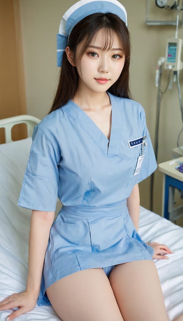 Tags: 21872187, SDXL
{"3": {"inputs": {"seed": 832422191588388, "steps": 64, "cfg": 6.84, "sampler_name": "dpmpp_2m", "scheduler": "karras", "denoise": 1.0, "model": ["27", 0], "positive": ["6", 0], "negative": ["7", 0], "latent_image": ["5", 0]}, "class_type": "KSampler"}, "4": {"inputs": {"ckpt_name": "juggernautxl.safetensors"}, "class_type": "CheckpointLoaderSimple"}, "5": {"inputs": {"width": 768, "height": 1344, "batch_size": 1}, "class_type": "EmptyLatentImage"}, "6": {"inputs": {"text": "19 year old girl, (japanese:1.09), (seductive pose:0.97), (beautiful eyes:1.07), (double eyelids:0.95), (detailed face:1.14), (idol:1.02), (slim:1.12), (sexy lips:0.95), (cute:1.04), (seductive facial expression:1.03), (pale skin:1.05), (in a seductive pose:1.02), (large perky breasts:1.05), (cleavage:0.95), (thigh gap:0.96), (nurse in uniform:1.09) working in a hospital ward, (candid cinema:1.03), (detailed skin:1.07), (film:1.00), (portra:1.03), (RAW:1.02), (soft lighting:1.05), (textured skin:1.01), (skin fuzz:1.01), (natural looking skin:1.00)", "clip": ["27", 1]}, "class_type": "CLIPTextEncode"}, "7": {"inputs": {"text": "(twisted:1.11), (distorted:1.08), (bad hands:1.10), (open mouth:1.05), (worst quality:1.08), (watermark:1.10), (low resolution:1.06)", "clip": ["27", 1]}, "class_type": "CLIPTextEncode"}, "8": {"inputs": {"samples": ["3", 0], "vae": ["4", 2]}, "class_type": "VAEDecode"}, "25": {"inputs": {"lora_name": "nudify_xl.safetensors", "strength_model": 0.15, "strength_clip": 0.38, "model": ["4", 0], "clip": ["4", 1]}, "class_type": "LoraLoader"}, "26": {"inputs": {"lora_name": "shirtlift_SDXL_v2.safetensors", "strength_model": 0.03, "strength_clip": 0.11, "model": ["25", 0], "clip": ["25", 1]}, "class_type": "LoraLoader"}, "27": {"inputs": {"lora_name": "PerfectEyesXL.safetensors", "strength_model": 0.07, "strength_clip": 0.18, "model": ["26", 0], "clip": ["26", 1]}, "class_type": "LoraLoader"}, "30": {"inputs": {"model_name": "4x_NMKD-Superscale-SP_178000_G.pth"}, "class_type": "UpscaleModelLoader"}, "31": {"inputs": {"upscale_model": ["30", 0], "image": ["8", 0]}, "class_type": "ImageUpscaleWithModel"}, "32": {"inputs": {"upscale_method": "lanczos", "scale_by": 0.5, "image": ["31", 0]}, "class_type": "ImageScaleBy"}, "33": {"inputs": {"pixels": ["32", 0], "vae": ["4", 2]}, "class_type": "VAEEncode"}, "34": {"inputs": {"seed": 832422191588388, "steps": 64, "cfg": 6.84, "sampler_name": "dpmpp_2m", "scheduler": "karras", "denoise": 0.3, "model": ["27", 0], "positive": ["6", 0], "negative": ["7", 0], "latent_image": ["33", 0]}, "class_type": "KSampler"}, "36": {"inputs": {"samples": ["34", 0], "vae": ["4", 2]}, "class_type": "VAEDecode"}, "39": {"inputs": {"filename_prefix": "comfyapi-1713319826823", "images": ["36", 0]}, "class_type": "SaveImage"}}