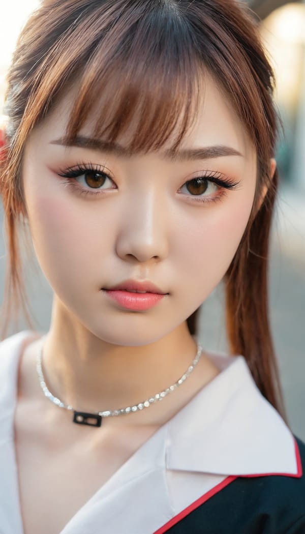 Tags: 21872187, SDXL
{"3": {"inputs": {"seed": 997134280893174, "steps": 64, "cfg": 5.06, "sampler_name": "dpmpp_2m", "scheduler": "karras", "denoise": 1.0, "model": ["27", 0], "positive": ["6", 0], "negative": ["7", 0], "latent_image": ["5", 0]}, "class_type": "KSampler"}, "4": {"inputs": {"ckpt_name": "juggernautxl.safetensors"}, "class_type": "CheckpointLoaderSimple"}, "5": {"inputs": {"width": 768, "height": 1344, "batch_size": 1}, "class_type": "EmptyLatentImage"}, "6": {"inputs": {"text": "20 year old girl, (japanese:1.11), (blush:1.06), (beautiful eyes:1.09), (seductive facial expression:0.95), (detailed face:1.10), (seductive pose:0.98), (pale skin:1.13), (double eyelids:1.07), (temptress:1.10), (sexy lips:1.01), (eyelashes:1.14), (slim:1.02), (idol:1.07), (cute:1.09), (perky ass:1.03), (exposed ass:1.07), (looking back:1.00), (sexy ass:1.13), (thigh gap:1.00), (school uniform:1.00), choker, busy street, (film:1.06), (natural looking skin:1.06), (candid cinema:1.02), (detailed skin:1.05), (skin fuzz:1.07), (RAW:1.06), (soft lighting:1.03), (textured skin:1.06), (portra:1.03)", "clip": ["27", 1]}, "class_type": "CLIPTextEncode"}, "7": {"inputs": {"text": "(worst quality:1.06), (bad hands:1.08), (distorted:1.12), (low resolution:1.13), (open mouth:1.13), (watermark:1.07), (twisted:1.14)", "clip": ["27", 1]}, "class_type": "CLIPTextEncode"}, "8": {"inputs": {"samples": ["3", 0], "vae": ["4", 2]}, "class_type": "VAEDecode"}, "25": {"inputs": {"lora_name": "nudify_xl.safetensors", "strength_model": 0.18, "strength_clip": 0.32, "model": ["4", 0], "clip": ["4", 1]}, "class_type": "LoraLoader"}, "26": {"inputs": {"lora_name": "shirtlift_SDXL_v2.safetensors", "strength_model": 0.04, "strength_clip": 0.12, "model": ["25", 0], "clip": ["25", 1]}, "class_type": "LoraLoader"}, "27": {"inputs": {"lora_name": "PerfectEyesXL.safetensors", "strength_model": 0.13, "strength_clip": 0.17, "model": ["26", 0], "clip": ["26", 1]}, "class_type": "LoraLoader"}, "30": {"inputs": {"model_name": "4x_NMKD-Superscale-SP_178000_G.pth"}, "class_type": "UpscaleModelLoader"}, "31": {"inputs": {"upscale_model": ["30", 0], "image": ["8", 0]}, "class_type": "ImageUpscaleWithModel"}, "32": {"inputs": {"upscale_method": "lanczos", "scale_by": 0.5, "image": ["31", 0]}, "class_type": "ImageScaleBy"}, "33": {"inputs": {"pixels": ["32", 0], "vae": ["4", 2]}, "class_type": "VAEEncode"}, "34": {"inputs": {"seed": 997134280893174, "steps": 64, "cfg": 5.06, "sampler_name": "dpmpp_2m", "scheduler": "karras", "denoise": 0.3, "model": ["27", 0], "positive": ["6", 0], "negative": ["7", 0], "latent_image": ["33", 0]}, "class_type": "KSampler"}, "36": {"inputs": {"samples": ["34", 0], "vae": ["4", 2]}, "class_type": "VAEDecode"}, "39": {"inputs": {"filename_prefix": "comfyapi-1716498658161", "images": ["36", 0]}, "class_type": "SaveImage"}}