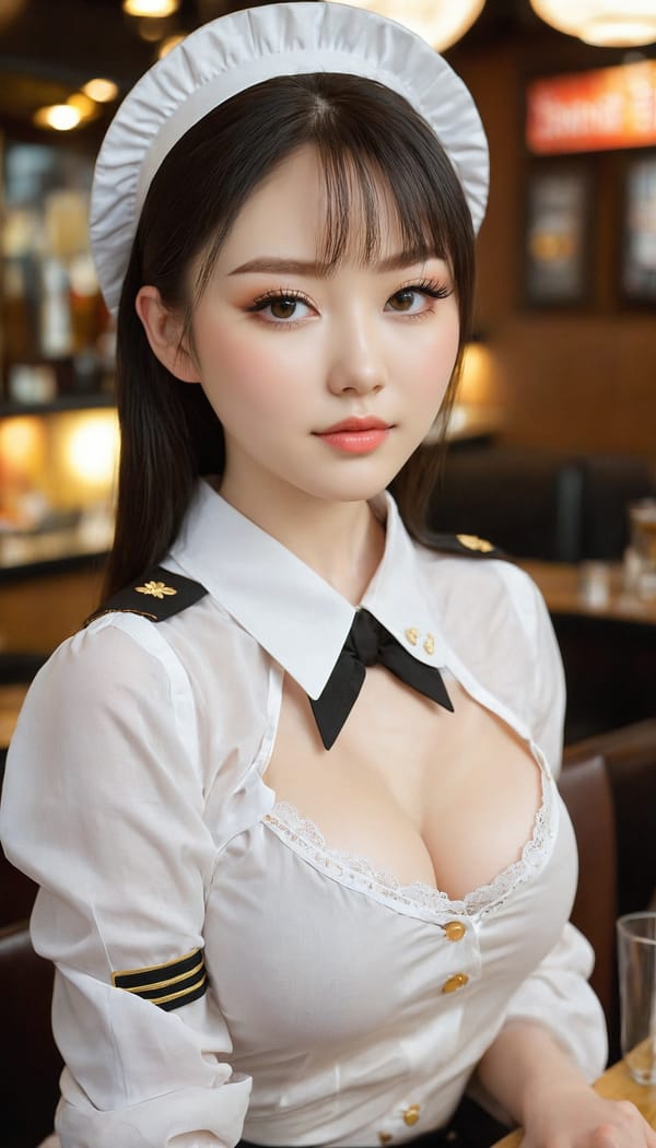 Tags: 21872187, SDXL
{"3": {"inputs": {"seed": 504159542186086, "steps": 64, "cfg": 6.04, "sampler_name": "dpmpp_2m", "scheduler": "karras", "denoise": 1.0, "model": ["27", 0], "positive": ["6", 0], "negative": ["7", 0], "latent_image": ["5", 0]}, "class_type": "KSampler"}, "4": {"inputs": {"ckpt_name": "juggernautxl.safetensors"}, "class_type": "CheckpointLoaderSimple"}, "5": {"inputs": {"width": 768, "height": 1344, "batch_size": 1}, "class_type": "EmptyLatentImage"}, "6": {"inputs": {"text": "23 year old girl, (ukrainian:1.13), (japanese:1.11), (russian:1.01), (irish:1.01), (detailed face:0.95), (pale skin:1.12), (temptress:1.03), (slim:1.02), (eyelashes:1.10), (idol:1.06), (sexy lips:1.14), (seductive pose:1.05), (double eyelids:1.14), (blush:1.04), (cute:1.05), (seductive facial expression:1.07), (in a seductive pose:1.08), (large perky breasts:1.04), (cleavage:1.07), (thigh gap:1.09), (a waitress in uniform:1.02) working at a restaurant, (textured skin:1.02), (natural looking skin:1.00), (detailed skin:1.04), (RAW:1.06), (soft lighting:1.07), (film:1.06), (portra:1.02), (candid cinema:1.09), (skin fuzz:1.00)", "clip": ["27", 1]}, "class_type": "CLIPTextEncode"}, "7": {"inputs": {"text": "(bad hands:1.05), (distorted:1.10), (worst quality:1.06), (low resolution:1.12), (twisted:1.07), (open mouth:1.11), (watermark:1.13)", "clip": ["27", 1]}, "class_type": "CLIPTextEncode"}, "8": {"inputs": {"samples": ["3", 0], "vae": ["4", 2]}, "class_type": "VAEDecode"}, "25": {"inputs": {"lora_name": "nudify_xl.safetensors", "strength_model": 0.14, "strength_clip": 0.15, "model": ["4", 0], "clip": ["4", 1]}, "class_type": "LoraLoader"}, "26": {"inputs": {"lora_name": "shirtlift_SDXL_v2.safetensors", "strength_model": 0.0, "strength_clip": 0.15, "model": ["25", 0], "clip": ["25", 1]}, "class_type": "LoraLoader"}, "27": {"inputs": {"lora_name": "PerfectEyesXL.safetensors", "strength_model": 0.09, "strength_clip": 0.13, "model": ["26", 0], "clip": ["26", 1]}, "class_type": "LoraLoader"}, "30": {"inputs": {"model_name": "4x_NMKD-Superscale-SP_178000_G.pth"}, "class_type": "UpscaleModelLoader"}, "31": {"inputs": {"upscale_model": ["30", 0], "image": ["8", 0]}, "class_type": "ImageUpscaleWithModel"}, "32": {"inputs": {"upscale_method": "lanczos", "scale_by": 0.5, "image": ["31", 0]}, "class_type": "ImageScaleBy"}, "33": {"inputs": {"pixels": ["32", 0], "vae": ["4", 2]}, "class_type": "VAEEncode"}, "34": {"inputs": {"seed": 504159542186086, "steps": 64, "cfg": 6.04, "sampler_name": "dpmpp_2m", "scheduler": "karras", "denoise": 0.3, "model": ["27", 0], "positive": ["6", 0], "negative": ["7", 0], "latent_image": ["33", 0]}, "class_type": "KSampler"}, "36": {"inputs": {"samples": ["34", 0], "vae": ["4", 2]}, "class_type": "VAEDecode"}, "39": {"inputs": {"filename_prefix": "comfyapi-1725110641696", "images": ["36", 0]}, "class_type": "SaveImage"}}