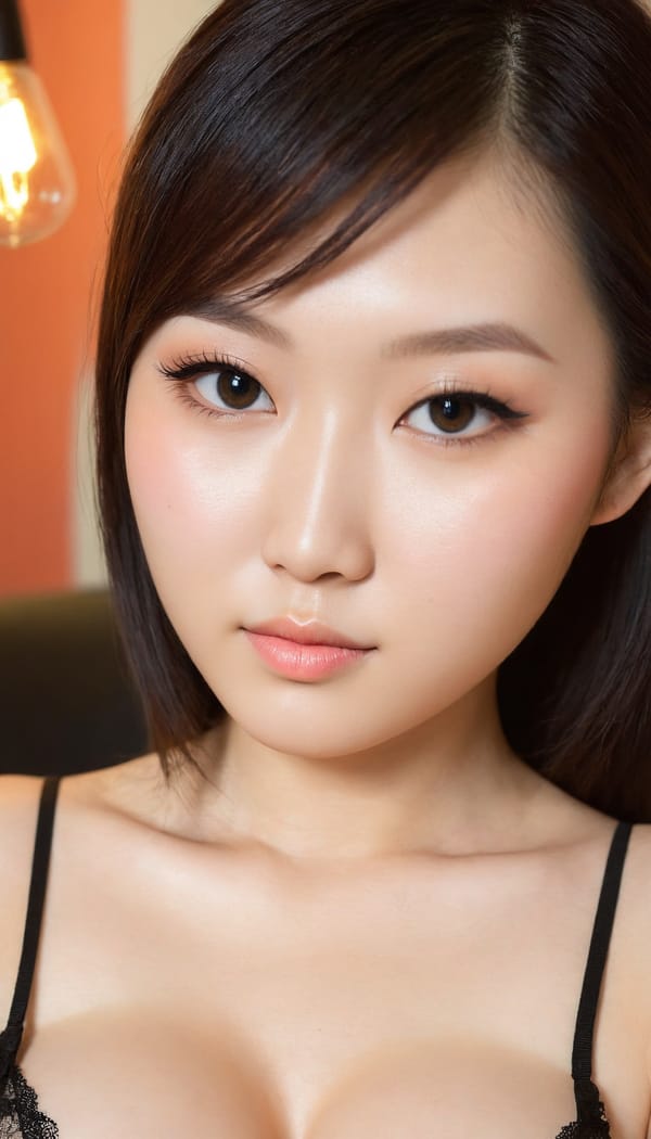 Tags: 21872187, SDXL
{"3": {"inputs": {"seed": 202871796038676, "steps": 64, "cfg": 5.87, "sampler_name": "dpmpp_2m", "scheduler": "karras", "denoise": 1.0, "model": ["27", 0], "positive": ["6", 0], "negative": ["7", 0], "latent_image": ["5", 0]}, "class_type": "KSampler"}, "4": {"inputs": {"ckpt_name": "juggernautXL_v8Rundiffusion.safetensors"}, "class_type": "CheckpointLoaderSimple"}, "5": {"inputs": {"width": 768, "height": 1344, "batch_size": 1}, "class_type": "EmptyLatentImage"}, "6": {"inputs": {"text": "24 year old girl, (taiwanese:0.95), (eyelashes:0.95), (seductive pose:1.12), (temptress:0.99), (sexy lips:0.96), (blush:1.04), (double eyelids:1.03), (beautiful eyes:1.13), (idol:1.04), (seductive facial expression:1.02), (pale skin:1.13), (detailed face:1.03), (slim:0.96), (in a seductive pose:0.99), (large perky breasts:1.08), (cleavage:0.97), (thigh gap:1.09), (an office lady:1.07), (soft lighting:1.03), (textured skin:1.06), (candid cinema:1.05), (film:1.06), (skin fuzz:1.04), (RAW:1.04), (natural looking skin:1.06), (portra:1.02), (detailed skin:1.00)", "clip": ["27", 1]}, "class_type": "CLIPTextEncode"}, "7": {"inputs": {"text": "(twisted:1.06), (bad hands:1.14), (low resolution:1.09), (watermark:1.09), (distorted:1.06), (open mouth:1.05), (worst quality:1.13)", "clip": ["27", 1]}, "class_type": "CLIPTextEncode"}, "8": {"inputs": {"samples": ["3", 0], "vae": ["4", 2]}, "class_type": "VAEDecode"}, "25": {"inputs": {"lora_name": "nudify_xl.safetensors", "strength_model": 0.32, "strength_clip": 0.12, "model": ["4", 0], "clip": ["4", 1]}, "class_type": "LoraLoader"}, "26": {"inputs": {"lora_name": "shirtlift_SDXL_v2.safetensors", "strength_model": 0.02, "strength_clip": 0.09, "model": ["25", 0], "clip": ["25", 1]}, "class_type": "LoraLoader"}, "27": {"inputs": {"lora_name": "PerfectEyesXL.safetensors", "strength_model": 0.15, "strength_clip": 0.16, "model": ["26", 0], "clip": ["26", 1]}, "class_type": "LoraLoader"}, "30": {"inputs": {"model_name": "4x_NMKD-Superscale-SP_178000_G.pth"}, "class_type": "UpscaleModelLoader"}, "31": {"inputs": {"upscale_model": ["30", 0], "image": ["8", 0]}, "class_type": "ImageUpscaleWithModel"}, "32": {"inputs": {"upscale_method": "lanczos", "scale_by": 0.5, "image": ["31", 0]}, "class_type": "ImageScaleBy"}, "33": {"inputs": {"pixels": ["32", 0], "vae": ["4", 2]}, "class_type": "VAEEncode"}, "34": {"inputs": {"seed": 202871796038676, "steps": 64, "cfg": 5.87, "sampler_name": "dpmpp_2m", "scheduler": "karras", "denoise": 0.3, "model": ["27", 0], "positive": ["6", 0], "negative": ["7", 0], "latent_image": ["33", 0]}, "class_type": "KSampler"}, "36": {"inputs": {"samples": ["34", 0], "vae": ["4", 2]}, "class_type": "VAEDecode"}, "39": {"inputs": {"filename_prefix": "comfyapi-1707764623406", "images": ["36", 0]}, "class_type": "SaveImage"}}